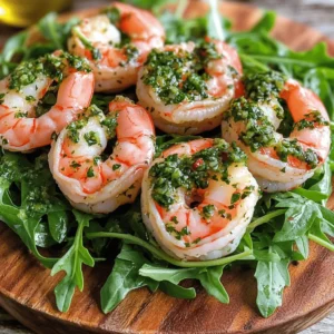 - Large shrimp (1 pound, peeled and deveined) - Fresh herbs (1/4 cup each of parsley and cilantro, finely chopped) - Extra virgin olive oil (1/4 cup + for skillet) - Red wine vinegar or lemon juice (3 tablespoons) - Garlic (2 cloves, minced) - Red pepper flakes (1 teaspoon) - Salt and black pepper to taste - Fresh lemon juice (1 tablespoon) - Optional garnish (fresh arugula for serving) When I make Pan Seared Chimichurri Shrimp, I love using large shrimp. One pound is just right. I always peel and devein them for the best taste. Fresh herbs add a burst of flavor. I use both parsley and cilantro, each finely chopped. For the sauce, I rely on extra virgin olive oil. You need about a quarter cup, plus a bit for the skillet. You can use red wine vinegar or lemon juice. I often choose lemon juice for a bright kick. Garlic is a must in this dish. Two cloves, minced, give a great taste. I add red pepper flakes for a little heat. A teaspoon is perfect. Don’t forget salt and black pepper to taste! A tablespoon of fresh lemon juice gives a nice zing. If you want to make it pretty, fresh arugula works well as a garnish. To see how to combine these ingredients into a tasty dish, check the Full Recipe. To start, I take a medium bowl and add the ingredients. First, I chop 1/4 cup each of fresh parsley and cilantro. Next, I pour in 1/4 cup of extra virgin olive oil. Then, I add 3 tablespoons of red wine vinegar or lemon juice. After that, I mince 2 garlic cloves and toss them in. Finally, I sprinkle in red pepper flakes, along with salt and black pepper to taste. I mix everything well and set the sauce aside to let the flavors come together. Now, I grab a large bowl and place 1 pound of peeled and deveined shrimp inside. I drizzle fresh lemon juice over the shrimp. Then, I season them with salt and pepper. I gently toss the shrimp until they are well coated in the marinade. This step adds great flavor and helps the shrimp stay tender. Next, I heat a tablespoon of olive oil in a large skillet over medium-high heat. I wait until the oil shimmers but does not smoke. This shows the oil is hot enough for cooking. I then add the marinated shrimp to the skillet in a single layer. It’s important not to overcrowd the pan. I sear the shrimp for about 2-3 minutes on one side until they turn pink and curl up. After flipping, I cook the shrimp for another 2-3 minutes until they are fully cooked and opaque. Once done, I remove the skillet from the heat. I immediately toss the cooked shrimp with the chimichurri sauce, ensuring each shrimp is coated. For serving, I arrange fresh arugula on a large platter. I layer the chimichurri shrimp on top and drizzle any leftover sauce over them. This dish looks vibrant and tastes amazing! For the full recipe, check out the details above. To make great pan-seared chimichurri shrimp, start with a hot skillet. Heat it well before adding oil. This helps create a nice crust on the shrimp. Avoid overcrowding the pan. Cook in batches if needed. This ensures even cooking and prevents steaming. The chimichurri sauce is flexible. Feel free to change the herbs and spices. If you love garlic, add more. Prefer a milder sauce? Reduce the red pepper flakes. This way, you can make the sauce your own and enhance its flavor. Knowing when shrimp are done is key. Look for a pink color and a slight curl. The shrimp should also be opaque. This means they are cooked just right. Overcooking makes shrimp tough and rubbery. Keep an eye on them for the best results. For the full recipe, check out the complete guide above. {{image_4}} You can switch up the protein in this dish easily. Scallops make a nice choice. They cook fast and bring a sweet flavor. Chicken is another option. Just cut it into bite-sized pieces and cook it until golden brown. Tofu works well too, especially for a plant-based meal. Press it to remove excess water, then pan-sear until crispy. If you like more heat, add more red pepper flakes. Start with a pinch and taste as you go. You can also use fresh chili peppers for a different kick. Just chop them finely and mix them in. For less heat, cut back on the flakes. This way, everyone can enjoy the dish at their own spice level. Serving your chimichurri shrimp with rice gives it a hearty feel. Quinoa is another great side. It adds a nutty taste and extra protein. A fresh salad can lighten the meal too. Toss in some greens, tomatoes, and cucumber for crunch. You can even add avocado for creaminess. Each of these sides makes for a complete and satisfying meal. For the full recipe, check out the instructions above. Store any leftover Pan Seared Chimichurri Shrimp in an airtight container. This keeps the shrimp fresh and tasty. Try to eat them within 2 days. The longer you wait, the less flavor they have. If you want to save the shrimp for later, freeze shrimp and chimichurri sauce separately. This helps them stay fresh for a longer time. When you’re ready to eat, just thaw them in the fridge overnight before reheating. To keep the shrimp tender, reheat them gently. You can use a skillet over low heat. Stir them often to avoid sticking. If you want, add a splash of olive oil or butter to help with moisture. This way, you keep the great taste and texture. Yes, you can use frozen shrimp. Just make sure to thaw them first. To thaw, place the shrimp in a bowl of cold water for about 15-20 minutes. This method is quick and helps keep the shrimp firm. After thawing, pat them dry with a paper towel before using them in the recipe. This step ensures a good sear and keeps them from becoming soggy. Yes, chimichurri sauce is gluten-free. The basic ingredients, such as parsley, cilantro, olive oil, vinegar, garlic, and spices, do not contain gluten. This makes chimichurri a great choice for those with gluten sensitivities or celiac disease. Always check labels on any packaged ingredients to make sure they are certified gluten-free. You can serve Pan Seared Chimichurri Shrimp with several side dishes. Here are some ideas: - Rice: White or brown rice pairs well. - Quinoa: A healthy option that adds protein. - Salad: A fresh green salad with a light dressing complements the shrimp. - Roasted vegetables: Carrots, zucchini, or bell peppers enhance the meal. - Pasta: Tossed with olive oil and herbs, pasta makes a great base. For the full recipe, check out the detailed instructions above. This blog post shared a tasty shrimp recipe. You learned about fresh ingredients and how to make chimichurri sauce. We covered marinating and searing methods for your shrimp, plus tips for perfect results. You can customize the dish with different proteins and sides. Storing and reheating leftovers was also included. In summary, this easy recipe satisfies your taste and creativity in the kitchen. It's a fun dish you can make today!
