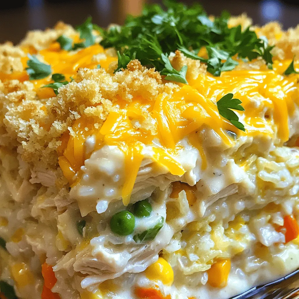 Creamy Angel Chicken Rice Casserole Easy Family Dish