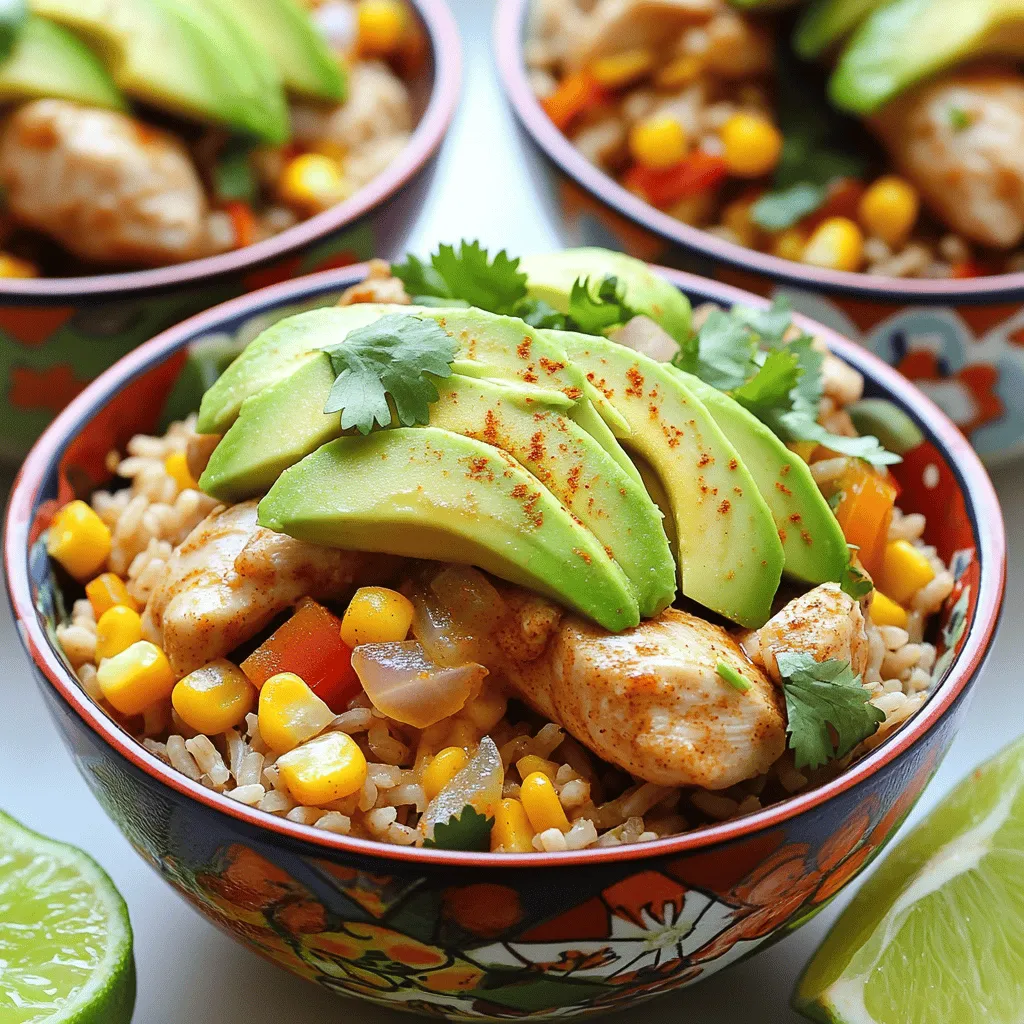 Easy Chicken & Rice Bowls Quick and Tasty Meal