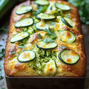 When making Zucchini Cheese Bread, having the right ingredients is key to great flavor and texture. Here’s what you will need: - 2 medium zucchinis, grated - 1 cup shredded cheese (cheddar, mozzarella, or preferred blend) - 1 cup all-purpose flour - 1 teaspoon baking powder - ½ teaspoon baking soda - ½ teaspoon salt - 2 large eggs - ½ cup Greek yogurt or sour cream - 1 tablespoon olive oil - 1 teaspoon garlic powder - 1 teaspoon dried oregano - Freshly ground black pepper to taste - Optional: ¼ cup chopped fresh herbs (parsley or chives) Grating the zucchinis is an important step. It helps to release moisture, making the bread moist and flavorful. You can use any cheese you like, but I find that a mix of cheddar and mozzarella gives the best taste. Using Greek yogurt keeps the bread light and adds a subtle tang. Don’t skip the garlic powder and oregano; they add a wonderful depth to the flavor. If you like fresh herbs, toss in some parsley or chives. They not only taste great but also make the bread look pretty! For the full recipe, follow the detailed steps to bring all these ingredients together into a delicious loaf. Enjoy the cooking process, and get ready for a tasty treat! 1. Preheat your oven to 350°F (175°C). This will help your bread rise well. Grease a loaf pan with butter or cooking spray. You can also use parchment paper for easy removal. 2. Squeeze excess moisture from grated zucchini. Take your grated zucchini, sprinkle it with a little salt, and let it rest for 10 minutes. This draws out extra moisture. After that, grab a clean kitchen towel and wring it out. You want to remove as much liquid as you can. 3. Mix wet ingredients in a bowl. In a separate bowl, whisk together 2 large eggs, ½ cup of Greek yogurt (or sour cream), and 1 tablespoon of olive oil. Blend until smooth. This mixture adds flavor and moisture to your bread. 1. Gradually mix dry ingredients into the wet mixture. In another bowl, combine 1 cup of all-purpose flour, 1 teaspoon of baking powder, ½ teaspoon of baking soda, ½ teaspoon of salt, 1 teaspoon of garlic powder, and 1 teaspoon of dried oregano. Slowly add this to your wet mix. Stir gently until just combined. Overmixing can make your bread tough. 2. Fold in zucchini and cheese. Now it's time to add your squeezed zucchini and 1 cup of shredded cheese. You can use cheddar, mozzarella, or your favorite blend. If you want, add ¼ cup of chopped fresh herbs for extra flavor. Gently fold everything until evenly mixed. 1. Pour batter into the loaf pan. Transfer your batter to the prepared loaf pan. Use a spatula to smooth the top for an even surface. 2. Bake and check for doneness. Place the loaf pan in your preheated oven. Bake for 45-50 minutes. To check if it’s done, insert a toothpick into the center. If it comes out clean, your bread is ready. Enjoy making this flavorful Zucchini Cheese Bread! For the complete instructions, refer to the Full Recipe section above. Wringing out zucchini is key. It pulls out extra water. This step helps keep the bread from being soggy. If you skip this, your bread may not rise well. After grating, sprinkle the zucchini with salt. Let it sit for about ten minutes. Then, use a clean towel to squeeze out the liquid. Avoid overmixing the batter. When you stir the wet and dry parts, mix just until they come together. Overmixing will make the bread tough. Instead, gently fold in the zucchini and cheese. This keeps your loaf nice and tender. For a lovely presentation, slice the bread thick. Serve it warm or at room temperature. You can garnish with thin slices of zucchini or fresh herbs. This adds color and flair to your dish. Pair the bread with a light salad or soup. It makes for a delightful meal or snack. To keep your bread moist, use Greek yogurt. It adds creaminess and flavor. If you have leftovers, store them with yogurt. This will help maintain moisture. Fresh herbs improve flavor too. You can add parsley or chives right into the batter. They not only taste great but also look nice. This simple step makes your bread more special. For the full recipe, check out Zucchini Cheese Bread Delight. {{image_4}} You can play with different cheeses in your zucchini cheese bread. Cheddar gives a sharp taste. Mozzarella adds a creamy texture. You can even mix them! Try using a blend of cheeses for extra richness. A mix can create a more complex flavor. Don't be afraid to experiment with what you love. If you want to switch things up, try other veggies! Grated carrots or squash work well. They add color and taste. You can also adjust the flavor with spices. For example, add some cumin for a warm twist. Or try chili powder for a bit of heat. These changes keep your bread fun and fresh! Need gluten-free options? Use gluten-free flour instead of all-purpose flour. It works great in this recipe. If you prefer a vegan version, swap eggs for flax eggs. Just mix one tablespoon of ground flaxseed with three tablespoons of water. Let it sit for a few minutes until it thickens. This keeps your zucchini cheese bread tasty for everyone! For the full recipe, check the main article. How do you store leftovers? After enjoying your Zucchini Cheese Bread, let it cool first. Wrap it tightly in plastic wrap or place it in an airtight container. This keeps it fresh for about three days in the fridge. If you want to keep it longer, consider freezing it. What are the best containers for prolonged freshness? Use glass or BPA-free plastic containers. These materials help keep moisture in while blocking air. If you don’t have a suitable container, aluminum foil works well too. Just be sure to wrap the bread tightly to prevent freezer burn. How do you freeze Zucchini Cheese Bread? Let the bread cool completely before freezing. Slice it into pieces for easy thawing later. Wrap each slice in plastic wrap, then place them in a freezer bag. Make sure to label the bag with the date. This method helps keep track of freshness. What are the thawing instructions for best results? When you're ready to enjoy your bread, take out the slices you need. Place them in the fridge overnight to thaw. If you need them quickly, you can microwave them for a few seconds. Just make sure not to heat them too long, or they will get tough. How do you reheat without losing texture? The best way to reheat Zucchini Cheese Bread is in the oven. Preheat your oven to 350°F (175°C). Place the slices on a baking sheet and cover them with foil. Heat for about 10 minutes. This method keeps the bread soft and delicious. What are the microwave vs. oven methods? The microwave is quick but can make the bread chewy. If you choose this method, heat each slice for 15-20 seconds. Check to ensure it’s warm, but don’t overdo it. For the best taste and texture, use the oven method when you have time. Can I use frozen zucchini? Yes, you can use frozen zucchini. Just make sure to thaw it first. Squeeze out as much water as you can. This keeps the bread from getting too soggy. How do I know when the bread is fully baked? Check the bread at 45 minutes. Insert a toothpick in the center. If it comes out clean, the bread is done. The top should be golden brown too. Can I add other ingredients like nuts or seeds? Absolutely! You can add nuts like walnuts or sunflower seeds. Just be sure to adjust the baking time if you add a lot. What are the calories per slice? Each slice has about 150 calories. This can vary based on the cheese you choose. Using less cheese will lower the calories. Is this recipe healthy? Yes, this recipe is healthy! It has zucchini, which is low in calories and high in nutrients. Greek yogurt adds protein, making it a smart choice. How can I make this vegan-friendly? To make it vegan, replace eggs with flax eggs. Use a vegan yogurt or applesauce instead of Greek yogurt. Choose a plant-based cheese for flavor. Tips for reducing sodium levels in the recipe You can cut down the salt in the recipe. Use low-sodium cheese. Also, skip adding extra salt when mixing the zucchini. This zucchini cheese bread recipe is simple and fun. You learned about the tasty ingredients, step-by-step prep, and baking tips. I shared various cheese options and ways to store leftovers for later use. In closing, this dish is not just tasty but also flexible. You can adapt it for different diets or flavors. Enjoy your baking and share it with friends!