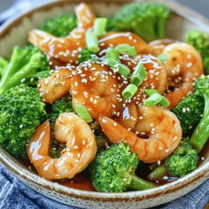 - 1 pound large shrimp, peeled and deveined - 2 cups fresh broccoli florets - 3 tablespoons honey - 3 tablespoons low-sodium soy sauce - 2 cloves garlic, finely minced - 1 teaspoon freshly grated ginger - 2 tablespoons extra virgin olive oil - 1 tablespoon cornstarch - 2 tablespoons cold water - Garnishes: 1 teaspoon sesame seeds, 2 green onions (thinly sliced), salt, and pepper - Large skillet or wok - Small bowl for sauce mixing - Whisk for combining ingredients When I create Honey Garlic Shrimp & Broccoli, I focus on fresh, simple ingredients. The shrimp adds a nice protein punch, while the broccoli brings in vitamins and crunch. Honey and soy sauce blend perfectly for a sweet and salty sauce. Garlic and ginger give it that extra kick. For cooking, I use a large skillet or wok. This helps to keep everything moving and cooking evenly. A small bowl is perfect for mixing your sauce. Use a whisk to ensure everything blends well, so you get a smooth and tasty finish. Gather all your ingredients before you start. It makes cooking quicker and more fun. Trust me, having everything ready helps keep the flow going. This dish is quick and easy, perfect for busy weeknights! For the complete recipe, check out the Full Recipe section. - Mixing Honey, Soy Sauce, Garlic, and Ginger Start by taking a small bowl. Add 3 tablespoons of honey. Next, pour in 3 tablespoons of low-sodium soy sauce. Then, add 2 cloves of finely minced garlic and 1 teaspoon of freshly grated ginger. Whisk everything together until it's smooth. This will be your sauce for later. - Adding Cornstarch and Cold Water Now, add 1 tablespoon of cornstarch to the mixture. Pour in 2 tablespoons of cold water. Whisk again until there are no lumps. This will help thicken your sauce when you cook it. Set the sauce aside for later use. - Stir-frying Procedure Heat 1 tablespoon of extra virgin olive oil in a large skillet or wok over medium-high heat. Once hot, add 2 cups of fresh broccoli florets. Stir-fry for about 3 to 4 minutes. You want the broccoli to be bright green and crisp-tender. - Signs of Perfectly Cooked Broccoli Look for vibrant color and a slight crunch. If it’s too soft, you’ve cooked it too long. Once done, remove the broccoli from the skillet and place it on a plate. - Seasoning and Cooking Tips In the same skillet, add 1 pound of peeled shrimp. Season with a pinch of salt and black pepper. Cook for about 2 to 3 minutes on each side. - Achieving the Right Color and Opaqueness The shrimp should turn a lovely pink color and become opaque. This means they are fully cooked. Be careful not to overcook them, or they will get tough. - Pouring Sauce Over Shrimp Once the shrimp are ready, pour the honey garlic sauce over them in the skillet. Stir well to coat the shrimp evenly. - Mixing in the Broccoli Return the cooked broccoli to the skillet. Gently mix everything together. Make sure all the ingredients are heated through. - Tips for Final Presentation To make your dish look nice, take it off the heat. Garnish with 1 teaspoon of sesame seeds and 2 thinly sliced green onions. - How to Drizzle Extra Sauce If you have leftover sauce, drizzle it over the dish for more flavor. Serve it on a colorful plate for a beautiful and tasty meal. For a complete experience, pair it with steamed rice or fluffy quinoa. Enjoy this quick and easy meal! For the full recipe, click [Full Recipe]. Stir-frying vs. Sautéing Stir-frying cooks food quickly in hot oil. It keeps veggies crisp and shrimp tender. Sautéing uses less oil and cooks food over lower heat. Both are great, but stir-frying is best for this dish. How to Avoid Overcooking Shrimp Shrimp cooks fast. To avoid overcooking, watch for color change. When shrimp turn pink and opaque, they are done. Remove them from heat right away. This keeps them juicy and tender. Additional Herbs and Spices You can boost flavor with fresh herbs and spices. Try adding basil or cilantro for freshness. A pinch of red pepper flakes adds heat. Experiment and find what you like best! Alternative Sauces to Use While honey garlic sauce is tasty, you can swap it out. Teriyaki or sweet chili sauce works well. These add unique flavors and can change the dish’s vibe. Don't be afraid to mix it up! Scaling the Recipe for More Servings To serve more people, double or triple the recipe. Use 2 pounds of shrimp and 4 cups of broccoli. Just keep the sauce ratios the same. This way, everyone enjoys the meal! Suggestions for Making Ahead of Time Prep the sauce and chop veggies ahead. You can store them in the fridge. When it’s time to cook, just stir-fry and combine. This saves time and makes the meal easy to serve. For the full recipe, check the article above. {{image_4}} To add some heat to your honey garlic shrimp & broccoli, try red pepper flakes or Sriracha. Just sprinkle the red pepper flakes into your sauce. If you prefer Sriracha, mix in a spoonful with the sauce. Both options give your dish a nice kick. You can also add some sliced jalapeños for a fresh, spicy flavor. Pairing sweet and spicy makes this dish even more fun. You can use chicken or tofu instead of shrimp. If you choose chicken, cut it into small pieces. Cook it for about 6-7 minutes before adding the sauce. For tofu, use firm tofu and cut it into cubes. Sauté the tofu for 4-5 minutes until golden brown. Adjust cooking times for each protein to ensure they cook well. You can switch up the veggies based on what's fresh. Carrots add a nice crunch and color. Just slice them thinly and stir-fry them with broccoli. Bell peppers also work great. They will add sweetness and a pop of color. If you don’t have fresh veggies, frozen ones do well too. Just make sure to thaw and drain them before cooking. For the full recipe, check out the details above. - How to Store Leftovers After you finish your meal, let the dish cool for a bit. Place any leftovers in an airtight container. This helps keep the shrimp and broccoli fresh. Store it in the fridge for up to three days. - Best Practices for Seafoods Seafood can spoil quickly. Always store shrimp in the coldest part of your fridge. If you notice any odd smells, it's best to throw it out. For extra safety, eat the shrimp within a day or two. - Freezing Honey Garlic Shrimp & Broccoli To freeze, place the cooled leftovers in a freezer-safe bag. Remove as much air as you can. This helps avoid freezer burn. You can freeze the dish for up to two months. - Thawing Tips For best results, thaw in the fridge overnight. If you're in a hurry, you can use the microwave. Just be sure to use the defrost setting to avoid cooking the shrimp. - Recommended Techniques for Best Texture Reheat your dish on the stove over low heat. Add a splash of water or broth to keep it moist. Stir gently until heated through. This helps maintain the shrimp's texture. - Avoiding Soggy Leftovers If you use a microwave, place a paper towel over the dish. This absorbs excess moisture. Heat in short intervals and check often to keep it from getting soggy. For the full recipe, check out the details above! Yes, you can use frozen shrimp. First, thaw the shrimp. Place them in a bowl of cold water for 10-15 minutes. This helps keep them fresh and tasty. After thawing, pat them dry with a paper towel. This step keeps extra water from ruining the sauce. Cook frozen shrimp for a minute longer than fresh shrimp. This ensures they cook through and stay juicy. To complete your meal, consider these side dishes: - Steamed rice: White or brown rice works great. - Quinoa: This adds a nutty flavor and is healthy. - Cauliflower rice: A low-carb alternative. - Noodles: Try soba or rice noodles for a fun twist. - Salad: A crisp green salad balances the meal. These sides enhance the meal and make it more filling. To make Honey Garlic Shrimp & Broccoli gluten-free, switch out soy sauce. Use gluten-free soy sauce or tamari. Both options taste great and keep the flavor. Check all ingredients for gluten. Some cornstarch brands may have gluten, so read labels. With these swaps, you can enjoy a gluten-free dish that still tastes amazing. This blog explored making Honey Garlic Shrimp & Broccoli. You learned about the main ingredients like shrimp, honey, and broccoli. We discussed tools you need and step-by-step instructions for cooking. Tips for perfecting taste and storage were also covered. Final thoughts: This dish is not just easy; it's delicious. Enjoy cooking and experimenting with variations! You can impress your friends and family with this tasty meal. Get started today!