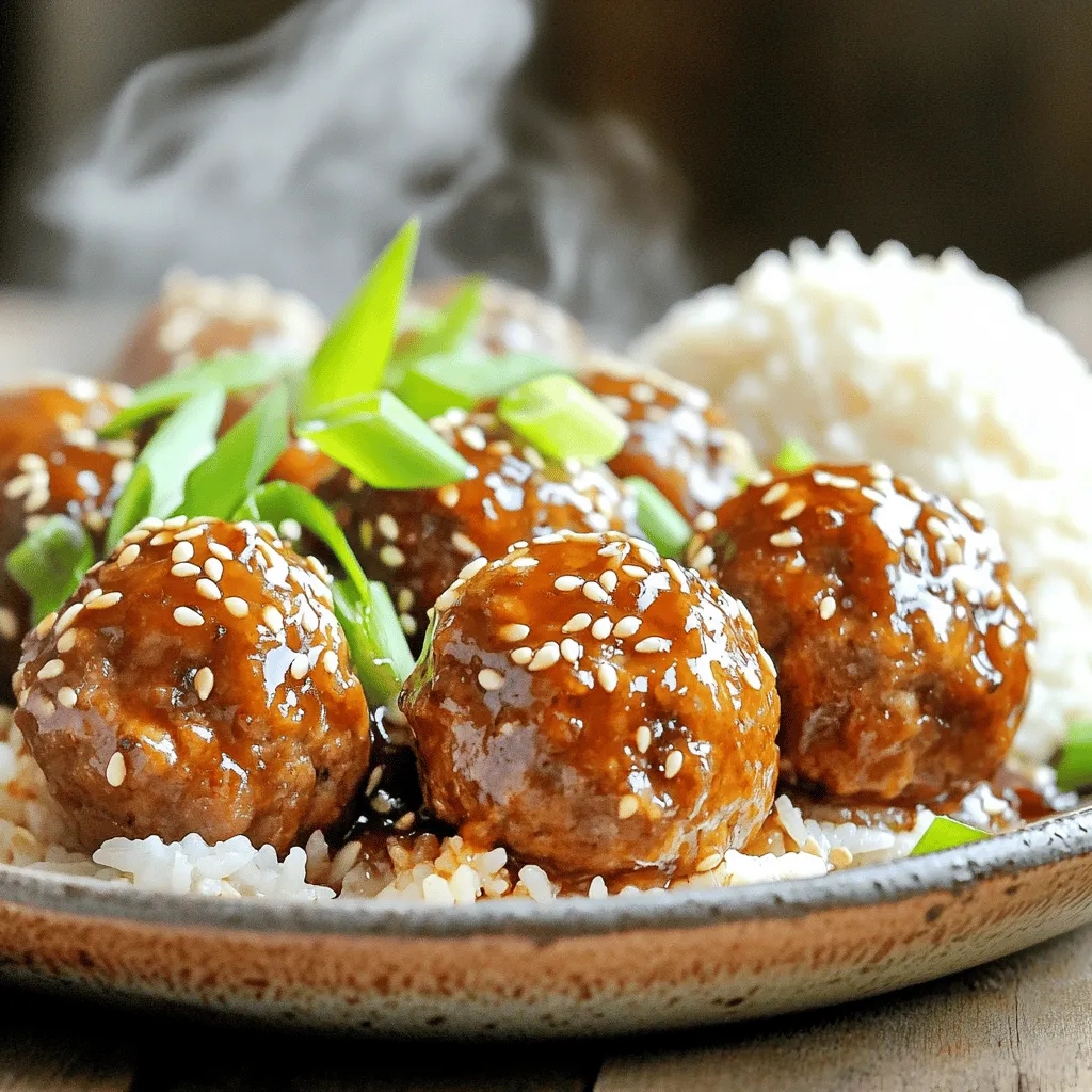 Easy Mongolian Meatballs Quick and Flavorful Recipe