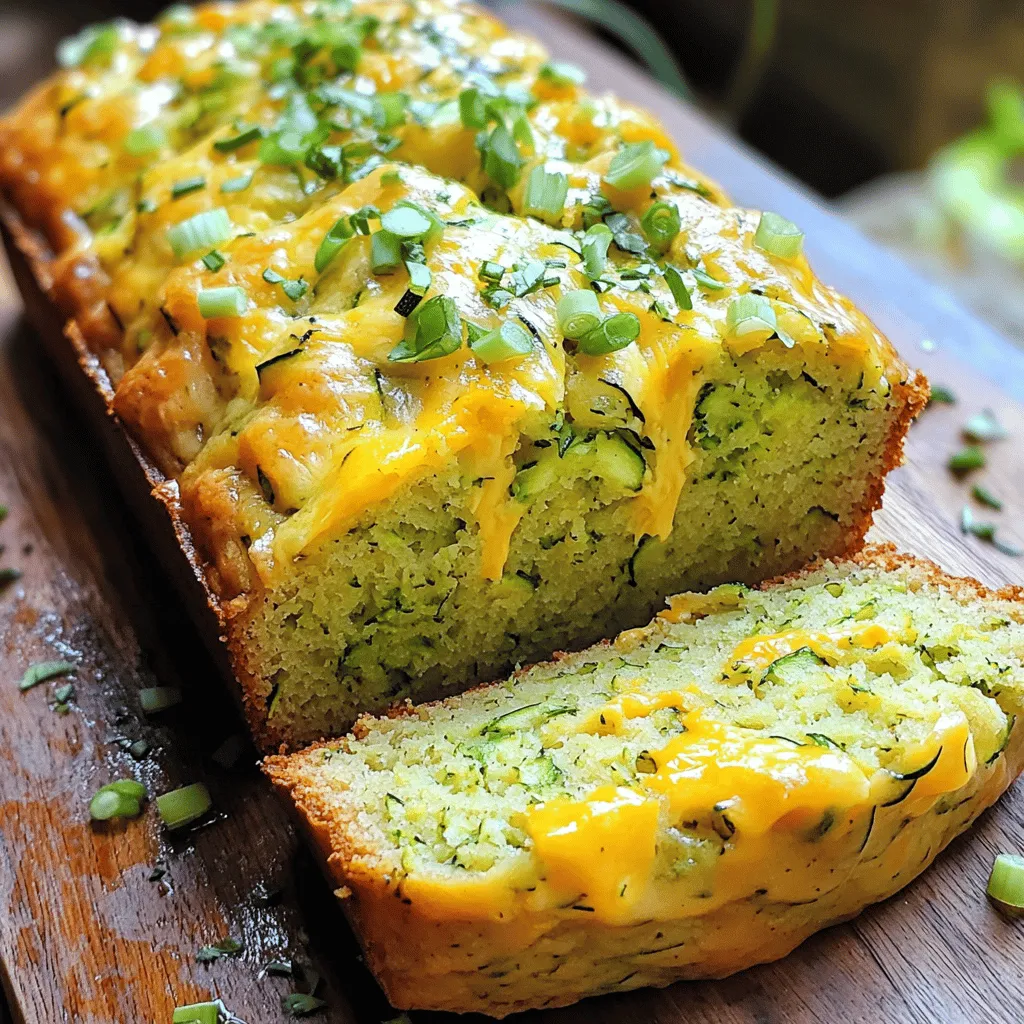 Savory Cheesy Zucchini Quick Bread for Easy Baking