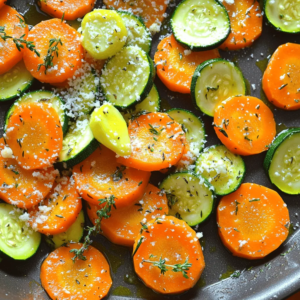Sautéed Carrots and Zucchini Vibrant and Simple Dish
