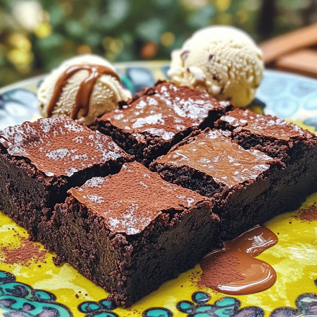 To make the Extra Fudgy Vegan Brownie Cake, you need these ingredients: - 1 cup almond butter (or your choice of nut/seed butter) - 1/2 cup pure maple syrup - 1/4 cup unsweetened cocoa powder - 1/2 cup oat flour (or any gluten-free flour alternative) - 1/2 teaspoon baking powder - 1/4 teaspoon fine sea salt - 1/2 cup dairy-free chocolate chips - 1/4 cup non-dairy milk (such as almond, soy, or coconut) - 1 teaspoon pure vanilla extract - Optional: 1/4 cup chopped nuts (walnuts or pecans for added crunch) You can swap some ingredients if needed: - Use peanut butter or sunflower seed butter instead of almond butter for a different flavor. - Try agave syrup or brown rice syrup in place of maple syrup for sweetness. - For the oat flour, use whole wheat flour or almond flour if you prefer. - If you don’t have baking powder, a mix of baking soda and vinegar can work too. - Use carob powder instead of cocoa powder for a unique taste. - Feel free to leave out the nuts or use your favorite type. Choosing the right ingredients makes a big difference: - Look for natural nut butters with no added sugar or oils. This gives your brownies a rich taste. - Choose pure maple syrup for its deep flavor. It enhances the sweetness without being too overpowering. - Use high-quality cocoa powder. The better the cocoa, the richer your brownies will taste. - Check that your baking powder is fresh. Old baking powder won’t help your brownies rise. - When picking chocolate chips, go for dairy-free options that are rich and flavorful. Using the right ingredients creates a delicious fudgy brownie cake. For the full recipe, follow the steps carefully to ensure your masterpiece turns out perfect! Start by gathering your ingredients. You need almond butter, maple syrup, cocoa powder, and more. Next, preheat your oven to 350°F (175°C). This step warms the oven so your brownies bake evenly. Line an 8-inch square pan with parchment paper. Let some paper hang over the edges. This makes it easy to lift the brownies out later. In a big bowl, mix the almond butter, maple syrup, and vanilla extract. Use a whisk to blend until smooth. This step is key to achieving a rich texture. Now, sift in the cocoa powder, oat flour, baking powder, and sea salt. Stir gently until just combined. Over-mixing can lead to tough brownies, so be careful here. Pour the brownie batter into your prepared pan. Use a spatula to spread it out evenly. This ensures all parts bake the same. Place the pan in the oven and bake for 25-30 minutes. To check if they are done, insert a toothpick in the center. If it comes out with moist crumbs, they are ready. Remember, under-baking keeps them fudgy and delicious. Once baked, let the brownie cake cool in the pan for about 10-15 minutes. This helps set the texture. Carefully transfer it to a wire rack for complete cooling. When cool, lift the brownies out using the parchment paper. Cut them into squares with a sharp knife. For a special touch, dust the squares with cocoa powder or powdered sugar. You can also drizzle nut butter on top or serve with dairy-free ice cream. These simple additions make your brownies even more enjoyable. To make your brownie cake extra fudgy, focus on the right balance of ingredients. Use almond butter as your base. It gives richness and moisture. The maple syrup adds sweetness and helps with texture. Opt for good-quality cocoa powder for deep chocolate flavor. Do not over-mix the batter. When you combine your dry and wet ingredients, mix until just combined. Over-mixing can make the brownies dense, not fudgy. Finally, keep an eye on the baking time. Take them out when a toothpick shows moist crumbs, not dry ones. Many home bakers make simple errors that can ruin the fudginess. First, don't skip the parchment paper. It makes removal easy and keeps your brownies intact. Second, watch the baking time closely. If you leave them in too long, they will dry out. Always check a few minutes early. Lastly, remember to let your brownies cool before cutting. This helps set the fudgy texture. Cutting too soon can lead to a messy situation. You can boost the flavor and texture of your brownie cake with a few fun additions. Try adding vanilla extract for warmth. A pinch of espresso powder can deepen the chocolate flavor without making it taste like coffee. If you want some crunch, include nuts. Walnuts or pecans work great. They add a nice contrast to the soft brownie texture. For a fun twist, mix in some dairy-free chocolate chips. They melt slightly and create little pockets of gooey chocolate. For the full recipe, check out the Extra Fudgy Vegan Brownie Cake section. {{image_4}} You can boost the taste of your Extra Fudgy Vegan Brownie Cake with spices and extracts. Try adding a pinch of cinnamon for warmth. A dash of nutmeg can add some depth. You can also add a few drops of almond extract for a nice twist. These simple changes can make your brownies even more exciting! If you're looking for different ways to sweeten, consider using agave syrup or coconut sugar. Both options can give a unique flavor. Agave syrup is less sweet than maple syrup, so adjust the amount to your liking. Coconut sugar adds a slight caramel taste. Experiment with these sweeteners to find your perfect mix! To make your brownies gluten-free, simply use gluten-free flour. I've used oat flour in the recipe, but you can try almond flour or a gluten-free all-purpose mix. Make sure to check the labels to avoid any cross-contamination. This way, everyone can enjoy these fudgy treats without worry! For the full recipe, visit the link provided. Enjoy your baking adventure! To keep your brownie cake fresh, store it in an airtight container. This way, it stays moist and tasty. Place a piece of parchment paper between layers to prevent sticking. You can keep it at room temperature for up to three days. If you want to store it longer, the fridge is a good option. Just be sure to cover it well to avoid drying out. If you want to enjoy warm fudgy brownies, reheating is simple. Preheat your oven to 350°F (175°C). Place the brownie squares on a baking sheet. Heat them for about 5-10 minutes. You can also microwave them for about 15-20 seconds. Just be careful not to overheat, or they might dry out. Freezing your brownie cake is a great way to save it for later. First, let the cake cool completely. Then, wrap each square in plastic wrap. Place the wrapped brownies in a freezer-safe bag or container. They can last up to three months in the freezer. To thaw, simply take them out and leave them at room temperature for a few hours. You can also reheat them as mentioned above. Enjoy your fudgy brownies at any time! Check the Full Recipe for detailed steps. Yes, you can use any nut or seed butter. Sunflower butter is a great choice for nut-free diets. Peanut butter adds a rich flavor, while cashew butter makes the brownies creamier. Just keep the same amount as in the recipe. To check if your brownies are done, insert a toothpick into the center. If it comes out with moist crumbs, they are ready. If it has wet batter on it, they need more time. Keep an eye on them to avoid overbaking. A little fudginess is the goal! If you don't have cocoa powder, try using carob powder. It has a similar taste but is sweeter. You can also try dark chocolate melted in place of cocoa powder. Just remember, this may change the texture slightly. For best results, use unsweetened cocoa powder when you can. For the full recipe, check the details above, and enjoy making your extra fudgy vegan brownie cake! This blog post covered key steps to make a great brownie cake. We went through essential ingredients, how to prepare and bake, and ways to cool and serve your cake. I shared tips for perfect fudginess and avoid common mistakes. You learned about variations, storage tips, and answered common questions. Using quality ingredients and trying new flavor twists can enhance your brownies. When you put these tips into practice, your brownie cake will impress everyone. Enjoy the sweet journey ahead!
