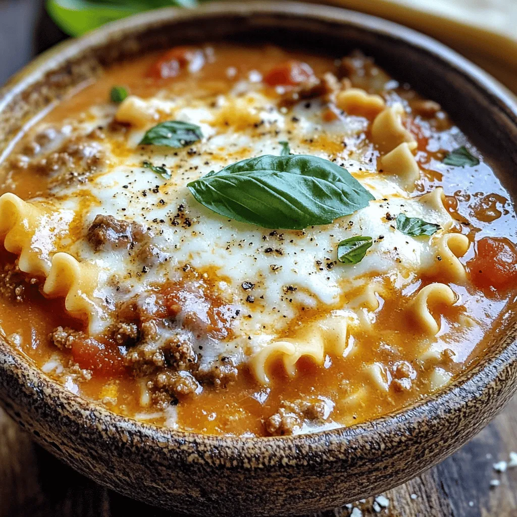 The BEST Lasagna Soup Mouthwatering Comfort Food