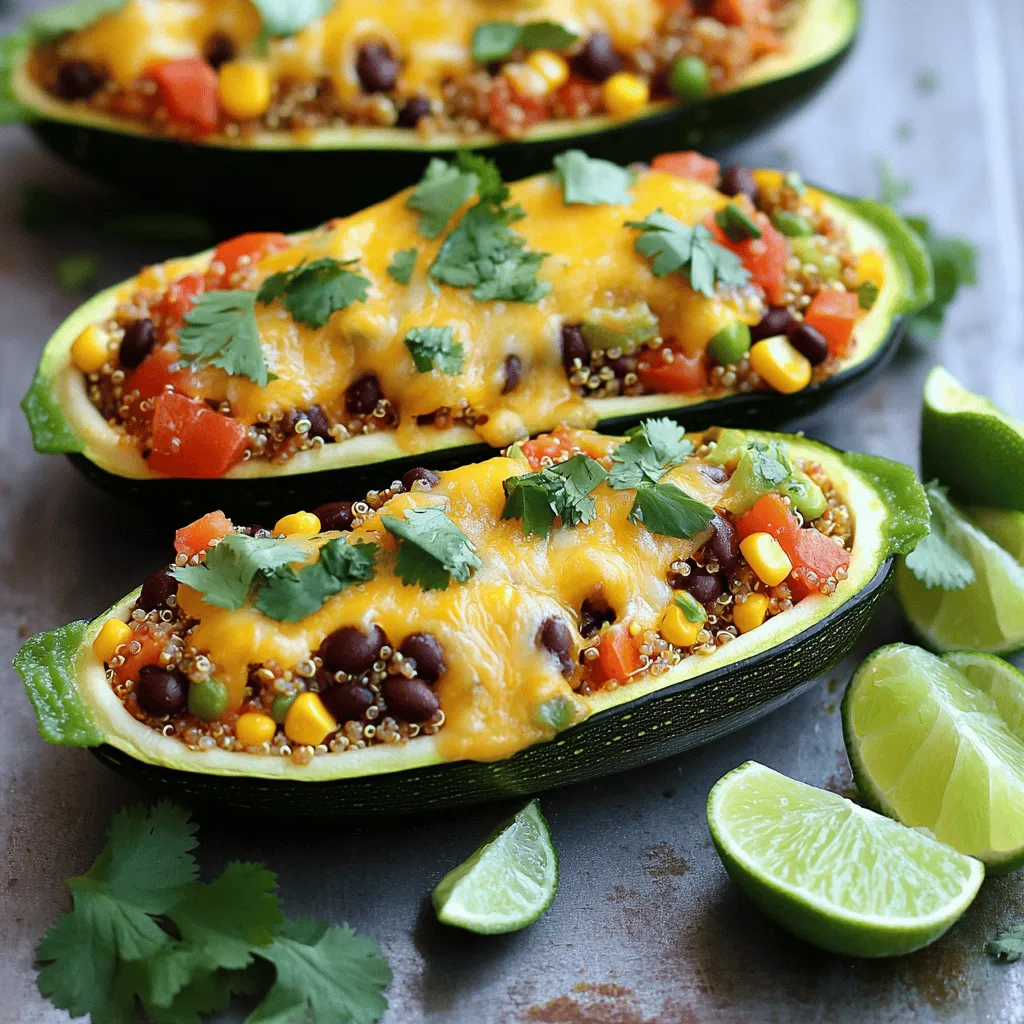 Mexican Zucchini Boats Flavorful and Healthy Dinner
