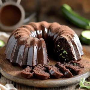- 2 cups finely shredded zucchini - 1 cup almond flour - 1/2 cup unsweetened cocoa powder The zucchini gives this cake a moist texture while keeping it low in carbs. I use finely shredded zucchini, which blends well into the batter. It helps add moisture without making the cake taste like veggies. Almond flour is my go-to for keto baking. It gives a nice nutty flavor and keeps the cake light. The unsweetened cocoa powder adds rich chocolate taste. - 1/2 cup granulated erythritol - 1/4 cup melted coconut oil I choose erythritol as a sweetener because it has zero carbs. It also does not spike your blood sugar. The melted coconut oil adds richness and helps keep the cake moist. Plus, it gives a light coconut flavor that pairs well with chocolate. - 3 large eggs - 1 teaspoon baking soda - 1/2 teaspoon salt The eggs help bind the cake and add structure. I always use large eggs at room temperature. This helps the batter mix better. Baking soda gives the cake a nice rise and fluffy texture. The salt enhances all the flavors, making the cake even more delicious. For the full recipe, check out [Full Recipe]. - Preheat your oven to 350°F (175°C). - Grease the Bundt pan with coconut oil or non-stick spray. Getting started is easy! First, preheat your oven. This step helps the cake rise and bake evenly. Next, grease your Bundt pan. Use coconut oil or a non-stick spray for the best results. This will make it easy to take the cake out later. - Combine zucchini and melted coconut oil, then incorporate eggs and vanilla. - In a separate bowl, blend dry ingredients and fold into the wet mixture. Now it’s time to mix! In a big bowl, add the shredded zucchini. Make sure to squeeze out the extra water first. Then, pour in the melted coconut oil. This adds a nice richness. Next, crack in the eggs and add the vanilla extract. Stir everything until it’s smooth. In another bowl, mix the dry ingredients. Combine almond flour, cocoa powder, erythritol, baking soda, baking powder, and salt. Stir until there are no lumps. Now, gently fold this mix into your wet ingredients. Be careful not to over-mix. You want a thick batter. If you like chocolate, add some sugar-free chocolate chips here! - Pour batter into the prepared pan and smooth the surface. - Bake for 30-35 minutes, checking with a toothpick for doneness. Pour the batter into the greased Bundt pan. Smooth the top with a spatula for even baking. Place the pan in your preheated oven. Bake for 30 to 35 minutes. Check the cake with a toothpick. It should come out clean or with just a few crumbs. After baking, let the cake cool in the pan for about 10 minutes. Then gently flip it onto a wire rack. This helps keep the cake nice and moist. For the full recipe, visit the link provided. - Squeeze out excess moisture from zucchini for a denser cake. - Use room temperature eggs for better incorporation of ingredients. To achieve the best texture in your Keto Chocolate Zucchini Bundt Cake, moisture control is key. Squeezing out the excess water from the zucchini ensures the cake won’t turn out soggy. I recommend using a clean kitchen towel or a fine mesh strainer for this. This simple step makes a huge difference. Next, let your eggs sit out for a bit. Room temperature eggs mix better and create a smooth batter. Cold eggs can lead to clumps in your mixture. - Consider adding sugar-free chocolate chips to the batter. - Dust with cocoa powder for presentation and a hint of extra chocolate flavor. For added richness, consider folding in sugar-free chocolate chips. They melt slightly as the cake bakes, creating delicious pockets of chocolate throughout. This little twist can elevate your cake's flavor. After baking, dust the top of the cake with cocoa powder. Not only does it look nice, but it also adds an extra layer of chocolate flavor. You can also sprinkle some chopped nuts for texture and crunch. - Adjust baking time based on your oven’s calibration or cake size. - Use an oven thermometer for accurate temperature readings. Baking times can vary based on your oven and the size of your Bundt pan. Always check your cake a few minutes before the suggested time. If you notice it’s cooking faster, you can adjust accordingly. Using an oven thermometer can help, too. Ovens can be off by a few degrees, which affects baking. Having accurate temperature readings leads to better results every time. For the full recipe, make sure to check the complete instructions and measurements! {{image_4}} You can make your Keto Chocolate Zucchini Bundt Cake even more exciting. Consider adding nuts like walnuts or pecans for a nice crunch. These add texture and a nutty flavor that pairs well with chocolate. Another great option is to add a teaspoon of instant coffee. This little boost enhances the chocolate flavor and makes it richer. If you don't have erythritol, no worries! There are many keto-friendly sweeteners to explore. Sweeteners like monk fruit or stevia can work well. Just remember to adjust the amount based on how sweet they are. Each sweetener has a different level of sweetness, so check the package for guidance. Want to make your cake dairy-free? You can swap eggs for flaxseed meal or applesauce. This way, you can enjoy the cake without dairy. If you have coconut flour on hand, you can use it instead of almond flour. But be careful! Coconut flour absorbs more liquid. You will need to adjust the liquid content to keep the cake moist. For the full recipe, check out the instructions provided earlier. You can store leftovers in an airtight container. This keeps the cake fresh for up to 3 days at room temperature. If it’s hot outside, refrigerate it to keep it moist. For longer storage, freeze slices wrapped in plastic wrap or foil. They stay good for up to 3 months. When you want to eat some, thaw them in the fridge overnight. This keeps the texture nice. To enjoy the cake warm, gently reheat slices in the microwave for about 10-15 seconds. If you prefer, warm them in the oven for a few minutes. This helps bring back the cake’s moisture and flavor. For the full recipe, check the details above. Yes, coconut flour can be used, but reduce the amount and adjust liquids. Coconut flour absorbs more moisture. Start with 1/4 cup and increase if needed. This ensures the cake stays moist and fluffy. Absolutely, the recipe is naturally gluten-free. Almond flour and cocoa powder both lack gluten. This makes the cake a great choice for those with gluten sensitivities. Yes, any variety of zucchini works, but avoid oversized ones as they may have more moisture. Smaller zucchinis tend to have a firmer texture. Always grate them finely to blend well in the batter. Consider a keto-friendly cream cheese frosting or chocolate ganache. For cream cheese frosting, mix softened cream cheese, sweetener, and vanilla. For ganache, melt sugar-free chocolate with heavy cream for a luscious topping. A toothpick inserted into the center should come out clean or with few crumbs. If it comes out wet, bake a few more minutes. This simple test helps ensure your cake is perfectly baked. For the full recipe, check the complete instructions to create this delicious treat! This blog post detailed how to make a delicious zucchini cake using simple ingredients. You learned about the essential ingredients, step-by-step instructions, and tips for perfecting your bake. Don't forget to try interesting variations and proper storage methods for leftovers. Zucchini cake is tasty and flexible for many diets. Bake it your way, and enjoy every slice!