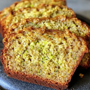 Sourdough zucchini bread is a tasty way to use up summer zucchini. The main ingredients create a moist and flavorful loaf. Here are the key components: - Grated zucchini: This adds moisture and flavor. - Active sourdough starter: It gives the bread its unique tang. - All-purpose flour: This forms the base of the bread. - Whole wheat flour: It adds nutrition and a bit of nuttiness. - Brown sugar: This sweetens the bread and adds depth. - Yogurt: It keeps the bread tender and moist. I like to measure my ingredients precisely for the best results. Here are the measurements you need for this recipe: - 2 cups grated zucchini (about 2 medium zucchinis) - 1 cup active sourdough starter (make sure it's fed and bubbly) - 1 cup all-purpose flour - 1/2 cup whole wheat flour - 1/2 cup brown sugar - 1/4 cup plain yogurt (or applesauce for a dairy-free option) - 1/4 cup vegetable oil (or melted coconut oil for a richer flavor) - 1 teaspoon vanilla extract - 1 teaspoon baking soda - 1 teaspoon baking powder - 1/2 teaspoon salt - 1 teaspoon ground cinnamon - 1/4 teaspoon ground nutmeg - 1/2 cup chopped walnuts or pecans (optional) - 1/2 cup chocolate chips (optional) You can customize your sourdough zucchini bread with fun add-ins. Here are some ideas: - Nuts: Walnuts or pecans add a nice crunch. - Chocolate chips: These give a sweet surprise in each bite. - Spices: Add ginger or cloves for a warm flavor. - Fruit: Dried cranberries or raisins can provide a fruity twist. If you're short on any ingredients, don't worry! You can make some substitutions. For example, use applesauce instead of yogurt for a dairy-free treat. By using these options, you can make this recipe suit your taste. For the full recipe, check out the complete instructions. Start by gathering all your ingredients. You will need fresh zucchini, sourdough starter, flours, and spices. Grate two medium zucchinis to make two cups. Measure out one cup of active sourdough starter. The starter should be bubbly and ready to go. Then, get one cup of all-purpose flour and half a cup of whole wheat flour. For sweetness, you will need half a cup of brown sugar. Don't forget the yogurt, oil, and vanilla extract. These add moisture and flavor. Finally, gather your baking soda, baking powder, salt, cinnamon, and nutmeg. If you like, chop half a cup of walnuts or pecans and gather some chocolate chips. In a large bowl, mix the grated zucchini and brown sugar. Let this sit for about ten minutes. This step pulls moisture from the zucchini, which helps your bread. After that, add the active sourdough starter, yogurt, vegetable oil, and vanilla extract into the bowl. Stir well until everything is combined. In another bowl, whisk together the all-purpose flour, whole wheat flour, baking soda, baking powder, salt, cinnamon, and nutmeg. Then, slowly mix the dry ingredients into the wet mixture. Be gentle and fold until just combined. Some lumps are okay, so don't overmix. If you want, fold in the nuts and chocolate chips for extra flavor. Now, preheat your oven to 350°F (175°C). Prepare a 9x5-inch loaf pan by greasing it or lining it with parchment paper. Pour the batter into the pan, smoothing the top with a spatula. Bake the bread for 55 to 65 minutes. To check if it's done, insert a toothpick into the center. It should come out clean when your bread is ready. Once baked, take it out and let it cool in the pan for ten minutes. Finally, move the bread to a wire rack to cool completely before slicing. Enjoy this flavorful treat! For the full recipe, refer back to the top. To get the best texture, use fresh zucchini. Grate it right before mixing. The moisture from the zucchini helps keep your bread soft. Letting the zucchini sit with brown sugar draws out extra moisture. This step makes your bread denser and richer. Be careful not to overmix your batter. A few lumps are okay. This keeps your bread airy and light. A common mistake is using an inactive sourdough starter. Always feed it before use. Another mistake is not draining the zucchini. Too much moisture can make the bread soggy. Mixing the dry and wet ingredients too much can also hurt the texture. Remember, gentle folding is key. Lastly, do not skip the cooling step. It helps set the flavors and makes slicing easier. To boost flavor, try adding spices like nutmeg or ginger. They complement the zucchini well. Chopped nuts add crunch and richness too. If you like sweetness, fold in chocolate chips. They melt and create delightful pockets of flavor. For a tangy kick, try using lemon zest. It brightens the taste and adds freshness. You can find the full recipe for Sourdough Zucchini Bread [here](#). {{image_4}} You can switch up your flours for more flavor and texture. Use spelt or oat flour for a nutty taste. You might mix in some rye flour for a heartier loaf. Just keep the total flour amount the same. Experimenting with flours can change the flavor profile of your bread. It makes each loaf unique and fun to bake! If you want less sugar, try maple syrup or honey. These natural sweeteners add a nice flavor. You can also use coconut sugar for a lower glycemic option. Adding fruits like diced apples or crushed pineapple gives extra sweetness. For a savory twist, try adding herbs like rosemary or thyme. Making this bread vegan is easy. Just swap yogurt for almond or soy yogurt. Use a flaxseed meal or chia seed mix instead of eggs. For gluten-free bread, use a gluten-free flour blend. Make sure to add a binding agent like xanthan gum. This keeps the bread from falling apart. These options let everyone enjoy this tasty treat! To keep your sourdough zucchini bread fresh, wrap it well in plastic wrap. This helps prevent it from drying out. You can also place it in an airtight container. Store the bread at room temperature for up to three days. If you want to keep it longer, consider freezing it. To freeze your bread, slice it first. This makes it easier to thaw just what you need. Wrap each slice in plastic wrap, then place them in a freezer bag. This method can keep the bread fresh for up to three months. To thaw, simply take out a slice and leave it at room temperature for about 30 minutes. For the best taste, reheat your bread in the oven. Preheat the oven to 350°F (175°C). Place the slices on a baking sheet and heat for about 10 minutes. This will make the crust crisp and the inside warm. You can also use a toaster for single slices if you prefer. Enjoy your warm, tasty bread! You can tell when your sourdough zucchini bread is done by checking it with a toothpick. Insert the toothpick into the center of the bread. If it comes out clean, your bread is ready. The top should look golden brown, and the bread should feel firm to the touch. The edges may pull away from the pan slightly, which is another sign of doneness. Yes, you can use other types of zucchini. Yellow squash works well and gives a similar taste. You can also use small, tender zucchini for a sweeter flavor. Just remember to grate the zucchini finely, no matter which type you choose. This helps it blend well into the batter and keeps the bread moist. Sourdough zucchini bread tastes great on its own, but you can elevate it even more. Try serving it with a dollop of yogurt or a drizzle of honey for sweetness. You can also pair it with fresh fruit or a sprinkle of cinnamon for added flavor. For a savory touch, cream cheese or herb spread works well. Enjoy it warm or at room temperature! Sourdough zucchini bread combines fresh ingredients, careful mixing, and handy tips for success. You can customize it with different flours or sweeteners. Storing leftovers correctly keeps it fresh for later. Always avoid common mistakes to enjoy the best texture and flavor. With these insights, you'll bake delicious bread every time. Happy baking!