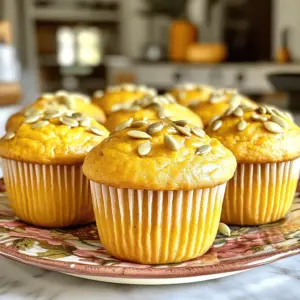 - 1 cup canned pumpkin puree - 3/4 cup Greek yogurt - 1/2 cup brown sugar - 1/4 cup pure maple syrup - 2 large eggs, at room temperature - 1 teaspoon pure vanilla extract - 1 1/2 cups all-purpose flour - 1 teaspoon baking soda - 1 teaspoon baking powder - 1 teaspoon pumpkin pie spice - 1/2 teaspoon salt - 1/2 cup chopped walnuts (or pecans) - Optional: pumpkin seeds for topping Using Greek yogurt in these muffins adds protein and moisture. This makes them soft and rich. Canned pumpkin is full of fiber and vitamins. It gives the muffins a nice flavor and a lovely orange color. Brown sugar adds a deeper taste than regular sugar. Pure maple syrup brings a natural sweetness and a hint of earthiness. Finally, nuts add healthy fats and a nice crunch. If you want a dairy-free option, use coconut yogurt instead of Greek yogurt. For a lower sugar version, you can replace brown sugar with a sugar substitute. If you avoid nuts, skip them or replace them with seeds. You can also use whole wheat flour for a healthier option. Each swap keeps the muffins tasty while fitting your needs. For more details, check the Full Recipe. To make Greek yogurt pumpkin muffins, start by gathering all your ingredients. You need canned pumpkin puree, Greek yogurt, brown sugar, maple syrup, eggs, vanilla extract, flour, leavening agents, spices, and nuts. Preheat your oven to 350°F (175°C) and prepare your muffin tin. You can use paper liners or non-stick spray for easy removal. 1. Mix Wet Ingredients: In a large bowl, combine the canned pumpkin puree, Greek yogurt, brown sugar, maple syrup, eggs, and vanilla extract. Whisk until smooth. 2. Combine Dry Ingredients: In another bowl, sift together the flour, baking soda, baking powder, pumpkin pie spice, and salt. This helps distribute the leavening agents evenly. 3. Combine Mixtures: Gently fold the dry mix into the wet mixture. Stir until no dry flour shows, but don’t overmix. This keeps your muffins light. 4. Add Nuts: Fold in chopped walnuts or pecans for added crunch. This step gives your muffins texture. 5. Portion the Batter: Scoop the batter into your muffin tin, filling each cup about two-thirds full. If you like, sprinkle pumpkin seeds on top for a nice finish. 6. Bake: Place the muffin tin in the preheated oven. Bake for 18-20 minutes. Check them with a toothpick; it should come out clean when done. 7. Cool: After baking, let the muffins cool in the tin for 5 minutes. Then, transfer them to a wire rack to cool completely. This step is key for the best texture. - Don’t Overmix: Mix until just combined to keep the muffins fluffy. Overmixing leads to tough muffins. - Check Oven Temperature: Oven temperatures can vary. Use an oven thermometer for accuracy. - Cool Completely: Letting muffins cool on a rack helps prevent sogginess. Serve warm for the best taste. Follow these steps carefully, and your Greek yogurt pumpkin muffins will be a hit! You can find the [Full Recipe] for more details and tips. Baking can be tricky. Here are some common mistakes to avoid: - Overmixing the batter: This can lead to tough muffins. Mix just until wet and dry ingredients combine. - Incorrect oven temperature: Always preheat your oven. An oven that’s too hot or too cold changes baking results. - Not measuring ingredients: Use measuring cups and spoons for accuracy. Too much flour can make muffins dry. Greek yogurt adds moisture and richness. Here’s how to use it best: - Use full-fat yogurt: This gives the muffins a creamy texture. - Don't skip the eggs: They add moisture and help the muffins rise. - Check baking time: Remove muffins when a toothpick comes out clean. If they bake too long, they become dry. Adding flavors makes your muffins special. Here are some tips: - Use fresh spices: Fresh pumpkin pie spice brings warmth. You can also try cinnamon for a different twist. - Add nuts: Walnuts or pecans add crunch. They also enhance the flavor. - Incorporate fruits: Dried cranberries or chocolate chips can add a sweet surprise. For the complete recipe, check the Full Recipe section. Enjoy experimenting with flavors! {{image_4}} To make your Greek yogurt pumpkin muffins gluten-free, swap the all-purpose flour for a gluten-free blend. Look for a mix that includes xanthan gum; this helps mimic the texture of regular flour. You can also use almond flour for a nutty flavor. Just remember, gluten-free flours may absorb more moisture. So, you might need to add a little extra Greek yogurt or pumpkin puree to keep your muffins moist. If you want to make these muffins vegan, replace the eggs with flax eggs. To make one flax egg, mix one tablespoon of flaxseed meal with two and a half tablespoons of water. Let it sit for a few minutes until it thickens. Also, swap Greek yogurt with a dairy-free yogurt made from almond or coconut. Use maple syrup as a sweetener since it is naturally vegan. Feel free to customize your muffins with fun flavors. Chocolate chips add a sweet twist. About half a cup works well. You can also mix in dried fruit like cranberries or raisins for a fruity burst. Nuts like pecans or walnuts bring in a nice crunch. For a seasonal touch, add a pinch of nutmeg or a splash of orange zest. This variety keeps every bite exciting! Check out the Full Recipe for more ideas. To keep your Greek Yogurt Pumpkin Muffins fresh, store them in an airtight container. This helps prevent drying out. If you plan to eat them within a few days, keep them at room temperature. For longer storage, place them in the fridge. They stay tasty for up to one week. Reheating is simple! If you want a warm muffin, place it in the microwave. Heat it for about 10-15 seconds. Make sure to check it often to avoid overheating. If you prefer a crisp exterior, use an oven. Preheat it to 350°F (175°C) and warm the muffins for about 5-10 minutes. Freezing muffins is a great way to save them for later. Wrap each muffin in plastic wrap, then place them in a freezer bag. They can last up to three months in the freezer. When you’re ready to eat one, take it out and let it thaw at room temperature. You can also pop it in the microwave for a quick warm-up. Enjoy your muffins whenever you want! For the full recipe, check out the [Full Recipe]. Greek Yogurt Pumpkin Muffins stay fresh for about 3 to 5 days at room temperature. Store them in an airtight container to keep moisture in. They also freeze well, lasting up to 3 months. Just make sure to wrap them tightly in plastic wrap and then in foil before freezing. When you're ready to enjoy them, thaw them overnight in the fridge. Yes, you can use other types of yogurt. Plain yogurt or low-fat yogurt can work well, too. However, Greek yogurt gives these muffins a nice texture and moisture. If you use regular yogurt, they may be less thick and may need slight adjustments in baking time. Try to avoid flavored yogurts, as they can alter the muffin's taste. These muffins use Greek yogurt instead of butter or oil. This swap cuts down on fat and adds protein. Greek yogurt also brings moisture, which keeps the muffins soft. The recipe uses brown sugar and pure maple syrup, providing a more natural sweetness. Plus, the addition of pumpkin gives extra fiber and vitamins, making these muffins a wholesome treat. In this post, we explored Greek Yogurt Pumpkin Muffins. We listed ingredients, shared benefits, and offered smart swaps for diets. I covered clear steps to make your muffins perfect. I shared tips to keep them moist and avoid common mistakes. You'll find tasty variations and smart storage methods too. Making these muffins is easy and fun. Enjoy the flavors and share them with friends for a delightful treat!