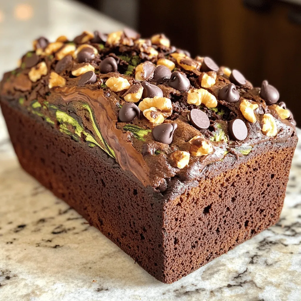 Chocolate Marble Zucchini Bread Moist and Flavorful Treat