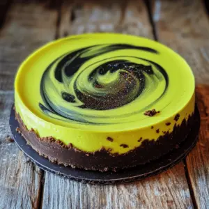 When making a Witches’ Brew Cheesecake, having the right ingredients is key. Here’s what you need: - 1 1/2 cups graham cracker crumbs - 1/4 cup unsweetened cocoa powder - 1/2 cup unsalted butter, melted - 2 cups cream cheese, softened to room temperature - 1 cup granulated sugar - 3 large eggs, at room temperature - 1 teaspoon vanilla extract - 1 cup sour cream - 1/4 cup green food coloring - 1/2 teaspoon black food coloring (optional, for a deeper tone) - 1/2 cup chocolate chips (optional, for added texture) - Edible glitter (for a magical decoration) Gathering all these ingredients sets you up for success. The graham cracker crumbs and cocoa powder create a rich crust. Cream cheese gives that smooth texture. The food coloring makes it look spooky and fun. If you want a little extra crunch, add chocolate chips. And don’t forget the edible glitter for that final magic touch. All these elements come together in my full recipe. - Set oven to 325°F (163°C). - Prepare your springform pan by greasing it well. - Combine 1 1/2 cups of graham cracker crumbs and 1/4 cup of cocoa powder in a bowl. - Add 1/2 cup of melted butter and mix well. Press this mixture into the bottom of the pan. - Bake the crust for 10 minutes. Let it cool completely on a wire rack. - In a large mixing bowl, beat 2 cups of softened cream cheese with 1 cup of granulated sugar. Mix until smooth. - Add 3 large eggs, one at a time. Mix until each egg is blended in. - Stir in 1 teaspoon of vanilla extract and 1 cup of sour cream until smooth. - Gradually add 1/4 cup of green food coloring to the cream cheese mixture. - Optionally, add 1/2 teaspoon of black food coloring for depth. - If you want, fold in 1/2 cup of chocolate chips for extra flavor. - Pour the filling over the cooled crust in the springform pan. - Smooth the top with a spatula. Bake for 55-60 minutes, until the edges are set. - After baking, turn off the oven. Leave the cheesecake inside for about an hour. - Transfer it to the fridge and chill for at least 4 hours. Overnight is best for flavor. - When ready to serve, remove the cheesecake from the springform pan. - Sprinkle edible glitter on top for a magical touch. Slice and enjoy your Witches' Brew Cheesecake! For full details on how to make this delightful dessert, check out the Full Recipe. Using room temperature ingredients is key. Cold cream cheese can lead to lumps. Let your cream cheese and eggs sit out for about an hour. This simple step helps blend them better. Mix on low speed to avoid air bubbles. Air can cause cracks in your cheesecake. Cooling your cheesecake slowly is very important. After baking, turn off the oven but leave the door slightly open. Let it sit for one hour. This helps it cool down evenly. For extra safety, you can use a water bath. Place the springform pan in a larger pan filled with hot water. This method adds moisture and helps prevent cracks. To make your cheesecake even more fun, use a themed plate. Black or purple plates add to the spooky vibe. You can also add a dollop of whipped cream or crushed candy. Edible glitter is a great touch. It gives your cheesecake a magical look. For more ideas, check the Full Recipe for decorating tips! {{image_4}} You can change the flavor of your cheesecake easily. One fun option is to swap cream cheese for mascarpone. This gives your cheesecake a richer, creamier taste. You can also add flavored extracts. Try almond for a nutty twist or mint for a refreshing kick. If you need a gluten-free version, don't worry! You can use gluten-free graham crackers instead of regular ones. They work just as well. Another option is to make a crust with almond flour. This adds a nice nutty flavor and keeps it gluten-free. Decorating can make your cheesecake even more fun! For seasonal themes, you can change the color. Use red for Christmas or orange for Halloween. You can also add playful toppings for a kids' party. Think sprinkles, candy eyes, or whipped cream ghosts. They make the dessert look extra special and spooky! To keep your Witches’ Brew Cheesecake fresh, store it in the fridge. Place the cheesecake in an airtight container. This helps prevent it from absorbing other odors. You can also cover it tightly with plastic wrap. It is best to refrigerate leftovers within two hours of serving. If you want to keep the cheesecake longer, you can freeze it. Slice the cheesecake first for easy serving later. Wrap each slice in plastic wrap, then place them in a freezer-safe bag or container. When you're ready to enjoy, thaw the cheesecake in the fridge overnight. This method keeps the texture nice and creamy. In the fridge, your cheesecake will last about five days. You can keep it longer if you freeze it, up to three months. To maintain the flavor and texture, avoid leaving it out at room temperature for long periods. Always store it covered to keep it moist and delicious. To stop cracks, follow these tips: - Use room temperature cream cheese. Cold cheese mixes poorly. - Beat the mixture until smooth, but avoid too much air. - Bake at a low temperature. Too much heat causes cracks. - Cool slowly in the oven with the door slightly open. This helps keep the texture even. Yes, you can make this cheesecake a day in advance. - Bake it and let it cool completely. - Wrap it well in plastic wrap. - Store it in the fridge until you're ready to serve. This gives the flavors time to blend, making it even tastier! If you want natural colors, try these options: - Spinach puree gives a green hue. - Beet juice can add a lovely red tone. - Turmeric offers a bright yellow shade. These options keep your cheesecake fun and colorful without artificial dyes. Yes, this cheesecake is great for kids! - The ingredients are safe and tasty. - You can skip the food coloring if you prefer. - Add fun toppings, like gummy worms or candy eyes. This makes it a perfect treat for Halloween or any festive occasion! You can create a delicious Witches' Brew Cheesecake by following simple steps. Start with your ingredients and prepare the crust. Then, mix the filling and add fun colors. Baking is key, so cool it right. Add decorations for a spooky theme, and explore flavor variations to make it yours. Remember to store properly for freshness. Enjoy experimenting and impressing friends with your tasty treats!