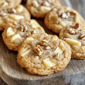 To create tasty apple cinnamon cookies, you need some key ingredients. Here they are: - 1 cup all-purpose flour - 1/2 teaspoon baking soda - 1/2 teaspoon baking powder - 1 teaspoon ground cinnamon - 1/4 teaspoon salt - 1/2 cup unsalted butter, softened (ideally at room temperature) - 1/2 cup brown sugar, packed tightly - 1/4 cup granulated sugar - 1 large egg, at room temperature - 1 teaspoon vanilla extract - 1 medium apple, peeled, cored, and finely diced (recommended: tart variety like Granny Smith) - 1/2 cup old-fashioned rolled oats These ingredients blend together to form a soft, chewy cookie filled with the warm flavor of cinnamon and fresh apples. You can take your cookies to the next level with optional ingredients. Consider adding: - 1/4 cup chopped walnuts or pecans for added crunch - A sprinkle of nutmeg for a warm spice - 1/2 cup chocolate chips for a sweet twist These ingredients add texture and flavor, making your cookies even more delightful. To bake your cookies, gather a few simple kitchen tools: - Mixing bowls (one large and one small) - Measuring cups and spoons - A whisk for the dry ingredients - A spatula or wooden spoon for mixing - A baking sheet lined with parchment paper - An oven to bake your cookies Having the right equipment makes the baking process smooth and enjoyable. With these essential tools and ingredients, you are ready to create apple cinnamon cookies that will impress everyone. For the complete cooking instructions, refer to the Full Recipe. Start by preheating your oven to 350°F (175°C). This temperature helps the cookies bake evenly. While the oven warms up, line a baking sheet with parchment paper. This step keeps the cookies from sticking and makes cleanup easier. In a small bowl, combine the dry ingredients. Use 1 cup of all-purpose flour, 1/2 teaspoon of baking soda, 1/2 teaspoon of baking powder, 1 teaspoon of ground cinnamon, and 1/4 teaspoon of salt. Whisk these together to mix well. In a large bowl, cream together 1/2 cup of softened unsalted butter, 1/2 cup of brown sugar, and 1/4 cup of granulated sugar. Beat until light and fluffy, about 2-3 minutes. Then, add 1 large egg and 1 teaspoon of vanilla extract. Mix until smooth. Slowly add the dry ingredients to the wet mix. Stir gently until the dough starts to come together. Don’t overmix! Finally, fold in 1 diced medium apple, 1/2 cup of rolled oats, and nuts if you want a little crunch. Using a tablespoon or cookie scoop, drop the dough onto the prepared baking sheet. Leave about 2 inches between each scoop. This space lets the cookies spread as they bake. Bake them in the preheated oven for 10-12 minutes. Look for lightly golden edges and a soft center. When they are ready, take them out and let them cool on the baking sheet for 5 minutes. Then, move the cookies to a wire rack to cool completely. These Apple Cinnamon Cookies are a true delight. For the full recipe, check the section above. Enjoy the warm, cozy flavors! To get the best texture, you want a soft and chewy cookie. Here are some tips: - Use room temperature butter. Softened butter helps the cookies spread well. - Don't overmix the dough. Mix just until combined for a tender bite. - Chill the dough. If you have time, chill your dough for 30 minutes. This helps the flavors meld and gives a better texture. - Watch baking time closely. Remove cookies when the edges are golden. The centers will firm up as they cool. You can easily adjust this recipe for different diets: - Gluten-free: Swap all-purpose flour for a gluten-free blend. - Dairy-free: Use coconut oil or a dairy-free butter substitute. - Nut-free: Omit nuts or use seeds like sunflower seeds instead. - Sugar-free: Replace sugars with a sugar substitute suitable for baking. Many people make simple errors when baking cookies. Here are some to watch out for: - Using cold ingredients. Always use room temperature eggs and butter. - Not measuring correctly. Use dry measuring cups for flour, packing it down lightly. - Overbaking. Cookies will continue to cook after removing them from the oven. - Skipping parchment paper. This can lead to sticking and uneven baking. For the full recipe, refer to the Apple Cinnamon Delight Cookies section. Happy baking! {{image_4}} You can make apple cinnamon cookies even better with chocolate chips. Just add 1/2 cup of semi-sweet or dark chocolate chips to the dough. This makes each bite a sweet surprise. The chocolate blends well with the warm spices and apple bits. It adds a rich flavor that many people love. Think of it as a fun twist on a classic recipe. If you need a gluten-free option, you can swap out the flour. Use 1 cup of gluten-free all-purpose flour instead. Make sure it has a binding agent like xanthan gum. This keeps your cookies from falling apart. You can also replace oats with gluten-free oats. This way, everyone can enjoy these tasty cookies without worry. Fall spices can change the taste of your cookies. Consider adding nutmeg or allspice to your mix. Just use 1/4 teaspoon of each along with the cinnamon. This gives your cookies a warm, cozy flavor. You can also add a splash of maple syrup to enhance the autumn vibe. It creates a sweet, rich taste that pairs perfectly with apples. For the full recipe, check out the Apple Cinnamon Delight Cookies. To keep your apple cinnamon cookies fresh, store them properly. Use an airtight container. This keeps air out and moisture in. If you stack cookies, add parchment paper between layers. This prevents them from sticking together. Keep the container in a cool, dry place. Avoid direct sunlight and heat sources. If you follow these steps, your cookies will stay tasty for days. When stored correctly, apple cinnamon cookies last about one week. If you notice them getting soft, they need to be eaten soon. You can also check for any signs of spoilage. If they smell odd or look bad, it’s time to toss them. For the best flavor, enjoy them within a few days. Freezing cookies is a great option for later. To freeze, let the cookies cool completely. Place them in a single layer on a baking sheet. Freeze them for one hour. Once solid, transfer them to a freezer bag. Remove as much air as possible before sealing. You can freeze the cookies for up to three months. When you're ready to eat, just thaw them at room temperature. You can even warm them in the oven for a few minutes. Enjoy the fresh taste again! For the full recipe, check out the Apple Cinnamon Delight Cookies. Yes, you can use different types of apples. Each apple brings its own taste. Tart apples like Granny Smith work best. They balance the sweetness in cookies. You can also try sweeter apples, like Honeycrisp. Just remember, the flavor changes with each type. Experiment with your favorites! To make chewy cookies, focus on a few key steps. First, use more brown sugar. It adds moisture. Second, avoid overbaking the cookies. Just bake until the edges are golden. Lastly, add an extra egg yolk for richness. This will give you soft, chewy bites every time. These cookies pair well with many treats. Try serving them warm with a scoop of vanilla ice cream. The cold ice cream complements the warm cookies. You can also serve them with hot apple cider. For a twist, add a drizzle of caramel sauce. It enhances the apple flavor and adds sweetness. For the full recipe, refer back to the earlier section. In this blog post, we explored the essential ingredients, step-by-step instructions, and tips for perfect apple cinnamon cookies. I shared ways to enhance flavor and common mistakes to watch out for. Remember, you can customize these cookies to fit your tastes and dietary needs. You can also store them or freeze them for future snacking. Now, you have the tools to bake delicious cookies that your friends and family will love. Enjoy your baking journey and share these treats with others!