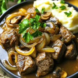 - 4 cubed steaks - 1 cup beef broth - 1 medium onion - 1 cup fresh mushrooms - 2 cloves garlic - Worcestershire sauce - Onion powder - Garlic powder - Smoked paprika - Salt and pepper - Fresh parsley To make the best crock pot cubed steak, gather your ingredients first. The cubed steaks are key to this dish. They are tender cuts of meat that absorb flavors well. The beef broth adds depth, keeping the meat moist. Onions and mushrooms give a sweet and earthy taste. Garlic boosts the flavor even more. Seasoning is simple but crucial. Worcestershire sauce adds a savory touch. Onion powder and garlic powder enhance the taste without adding bulk. Smoked paprika gives a hint of smokiness, while salt and pepper bring everything together. For a lovely finish, fresh parsley on top makes the dish pop. You can find the full recipe later, but this list covers all you need to create a hearty, flavorful meal. Searing the cubed steaks Start by heating 2 tablespoons of extra virgin olive oil in a large skillet over medium-high heat. While the oil warms, season both sides of the cubed steaks. Use salt, freshly cracked black pepper, onion powder, garlic powder, and smoked paprika. These spices add great flavor. Once the oil is hot, carefully place the steaks in the skillet. Sear them for about 2-3 minutes on each side. The goal is to get a nice golden-brown crust. After searing, take the steaks out and set them aside on a plate. Seasoning tips for maximum flavor To enhance the taste, make sure to season the meat well. Don’t hold back on the spices. A good rule is to use about 1 teaspoon of each spice per steak. This way, every bite will be packed with flavor. Cooking onions and mushrooms In the same skillet, add the thinly sliced onion and sliced mushrooms. Cook these for about 5 minutes. Stir them often to avoid burning. You want them to soften and caramelize a bit. This adds a rich taste to the dish. Adding garlic for depth of flavor After the onions and mushrooms are ready, add 2 finely minced cloves of garlic. Stir it in for about a minute. Garlic will give the dish an amazing aroma and depth of flavor. Layering technique for even cooking Now, it’s time to combine everything in the crock pot. First, layer the seared cubed steaks evenly at the bottom. Then, pour the sautéed onions and mushrooms over the steaks. Make sure they cover the meat well. This layering helps with even cooking. Pouring broth and seasonings In a separate bowl, mix 1 cup of rich beef broth with 1 teaspoon of Worcestershire sauce. Stir this mixture well. Then, pour it over the meat and vegetables in the crock pot. This adds moisture and flavor to the dish. Setting the temperature and cook time Cover the crock pot and set it to low heat. Let it cook for 6-8 hours. This slow cooking will make the steaks tender and full of flavor. Tips for checking tenderness To check if the cubed steak is tender, use a fork. If it easily pulls apart, it is ready. If not, let it cook a bit longer. This slow method ensures you get the best taste and texture. You can find the full recipe for this delicious dish [here](#). Enjoy your cooking! To get the best flavor, sear your meat first. Heat olive oil in a skillet. Season your cubed steaks with salt, black pepper, onion powder, garlic powder, and smoked paprika. Sear them for 2-3 minutes on each side until they turn golden-brown. This step locks in moisture and adds flavor. To prevent dryness, cook on low heat in the crock pot for 6-8 hours. This slow cooking makes the steaks tender and juicy. To boost flavor, consider adding fresh herbs and spices. Rosemary, thyme, or bay leaves pair well with beef. Adjust the seasoning based on your taste. If you like it spicy, add a pinch of cayenne pepper. For a milder taste, reduce the garlic and onion powder. Taste the broth before serving to ensure it meets your preference. For a nice serving, use a rustic plate. Place the cubed steak in the center and spoon the rich gravy and vegetables over the top. A sprinkle of fresh parsley brightens the dish. Pair it with creamy mashed potatoes or fluffy rice. They soak up the gravy well, making each bite delicious. This presentation not only looks good but also makes the meal more enjoyable. {{image_4}} You can switch up the protein in this dish. Try using chicken thighs or pork chops. These cuts can bring their own flavor to the meal. If you want a vegetarian option, use hearty mushrooms or tofu. Both can soak up all the great flavors. The broth you choose can change the taste. Beef broth offers richness, but chicken or vegetable broth works too. You can add fresh herbs like thyme or rosemary for more depth. Adding vegetables like carrots or bell peppers makes it colorful and healthy. If you want to try a different method, use an Instant Pot. You can cook the cubed steak in about an hour. Just follow the same steps but set the pot to high pressure. For oven cooking, place the dish in a covered pot at 300°F. Cook for about 2-3 hours until the meat is tender. For the full experience, check out the Full Recipe to bring these ideas to life! To store leftover cubed steak, first cool it quickly. Place it in a shallow dish. This helps it cool faster. Use airtight containers for best results. Glass or plastic containers work well. Make sure to seal them tightly. Leftovers last about three to four days in the fridge. When reheating, aim to keep the flavor intact. You can use the microwave or stovetop. For the microwave, place the steak in a safe dish. Add a splash of broth to keep it moist. Cover it with a lid or plastic wrap. Heat in short bursts, checking often. On the stovetop, use a pan over low heat. Add a little broth and cover it. This keeps the meat tender. To freeze leftovers, let them cool completely. Then, cut the steak into smaller pieces. Place the steak in freezer-safe bags. Remove any air before sealing. Label the bags with the date. You can freeze cubed steak for up to three months. When ready to eat, thaw it in the fridge overnight. Reheat slowly to maintain the rich flavors. For the best taste, avoid reheating in the microwave. Instead, use the stovetop method mentioned earlier. This way, you’ll enjoy your delicious meal again! You can pair crock pot cubed steak with many side dishes. Here are some ideas: - Creamy mashed potatoes - Fluffy rice - Steamed green beans - Roasted carrots - Fresh salad - Cornbread These sides complement the rich flavors of the steak and gravy. They also help soak up the delicious juices. Yes, you can use frozen cubed steak. Just follow these tips: - Thaw it first: This helps it cook evenly. - Increase cooking time: Frozen meat takes longer to cook. Add 1-2 hours to the total time. Make sure the steak reaches a safe internal temperature before serving. Cubed steak needs about 6-8 hours on low heat. Cooking times may vary based on your crock pot. - Check for tenderness: The steak should be fork-tender when done. - Adjust time as needed: If it’s not tender yet, let it cook longer. The low and slow method makes the meat juicy and flavorful. Yes, this recipe is great for meal prep. Here’s how to handle it: - Storage: After cooking, let it cool. Store in airtight containers in the fridge for up to 3 days. - Reheat: Use the microwave or a skillet to reheat. Add a splash of broth to keep it moist. You can easily enjoy delicious meals throughout the week with this recipe. For the complete recipe, check out the Full Recipe. This blog post guides you through making a flavorful crock pot cubed steak. You learned about the key ingredients, from cubed steaks to fresh mushrooms. I shared step-by-step instructions for preparing, cooking, and enhancing flavors. You also found tips for storage and meal prep. With the right techniques, you can create delicious meals that impress. Enjoy exploring variations to make the recipe your own. Have fun cooking!