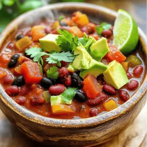 To make my very special chili, gather these ingredients: - 1 lb ground beef or ground turkey - 1 can (15 oz) kidney beans, thoroughly drained and rinsed - 1 can (15 oz) black beans, thoroughly drained and rinsed - 1 can (28 oz) crushed tomatoes with herbs - 1 medium onion, finely chopped - 2 cloves garlic, minced - 1 bell pepper, diced (choose any vibrant color for freshness) - 2 tablespoons chili powder - 1 teaspoon ground cumin - 1 teaspoon smoked paprika for a smoky depth - 1 teaspoon dried oregano - 1 teaspoon salt, or to taste - 1/2 teaspoon freshly ground black pepper - 1 tablespoon extra virgin olive oil - 1 tablespoon apple cider vinegar to brighten flavors - Fresh cilantro leaves and diced avocado for garnish You can switch some ingredients if needed. Here are a few ideas: - Ground turkey can replace ground beef for a lighter option. - If you prefer fresh beans, use cooked ones instead of canned. - Any type of canned tomatoes works; just avoid sweetened ones. - Use onion powder if you lack fresh onion. - For spice, add jalapeños or cayenne instead of chili powder. - Use lime juice instead of apple cider vinegar for a different zing. To make this chili shine, choose fresh and high-quality ingredients: - Pick lean ground meat for a better taste and texture. - Buy canned beans with no added sugar or preservatives. - Choose ripe tomatoes for a rich flavor. - Select colorful bell peppers for sweetness and nutrition. - Fresh herbs add a burst of flavor, so use them when possible. - Always taste as you cook; it helps to adjust flavors. You can find the full recipe for this tasty chili above. Gather all your ingredients before you start. This makes cooking easy and fun. Chop the onion, garlic, and bell pepper. Measure out your spices. Rinse and drain the beans. This should take about 10 minutes. 1. Heat the olive oil in a large pot over medium heat. 2. Add the chopped onion, garlic, and bell pepper. Cook for 5 minutes. Stir them often until soft. 3. Increase the heat slightly and add the ground beef or turkey. Brown it for about 7-10 minutes. Use a wooden spoon to break it apart. 4. Once the meat is brown, add the chili powder, cumin, smoked paprika, oregano, salt, and black pepper. Stir for 2 minutes to toast the spices. 5. Pour in the crushed tomatoes and the rinsed beans. Mix everything well. 6. Add the apple cider vinegar and stir again. Bring the chili to a boil. 7. Lower the heat and cover the pot. Let it simmer for at least 30 minutes. For better flavor, let it simmer for an hour. Stir occasionally. After simmering, taste your chili. Adjust the salt or pepper if needed. Serve hot in bowls. Top with fresh cilantro and creamy avocado. Enjoy! You can find the full recipe above. To boost your chili's taste, try these tips: - Use fresh herbs like cilantro for bright notes. - Add a splash of lime juice before serving. - Consider a dash of hot sauce for extra heat. - Let the chili sit overnight in the fridge. The flavors deepen and blend beautifully. - If you love smoky flavors, add a bit more smoked paprika. Having the right tools makes cooking easier. Here are my must-haves: - A large pot or Dutch oven for even cooking. - A wooden spoon for stirring. It prevents scratching your pot. - A sharp knife for chopping veggies efficiently. - Measuring spoons for precise spice control. - A timer to keep track of simmering time. How you serve your chili can make it even more special: - Use rustic, deep bowls for a cozy look. - Add a wedge of lime for a fresh touch. - Top with shredded cheese for a rich flavor that melts. - Garnish with diced avocado and fresh cilantro for color. - Consider serving with crusty bread or cornbread on the side. For the full recipe, see the section above. Enjoy your cooking adventure! {{image_4}} You can make a tasty vegetarian chili that still packs a punch. Swap the ground beef or turkey for 1 pound of chopped mushrooms or lentils. Use the same spices and beans to keep flavor strong. Add more veggies like zucchini or corn for texture and sweetness. This version is just as hearty and satisfying as the original. Do you like your chili hot, or do you prefer it mild? You can control the heat easily. For a spicy kick, add diced jalapeños or a dash of cayenne pepper. If you want it mild, skip the spicy peppers and use a sweeter bell pepper. Remember that spices can build over time, so taste as you go. Beans add texture and protein to chili. If you're not a fan of kidney or black beans, try pinto beans or chickpeas. You can also skip the beans altogether for a meatier dish. Just add an extra cup of veggies to maintain a good balance. Each type of bean brings its unique flavor, so experiment to find your favorite. For the complete recipe, check out the Full Recipe. After cooking, let your chili cool down. Once cool, place it in an airtight container. Store it in the fridge for up to four days. The flavors blend better as it sits. Make sure you cover it well to avoid spills and odors. You can freeze chili for longer storage. Allow it to cool first, then put it in freezer-safe bags or containers. Remove as much air as possible before sealing. This chili stays good for up to three months in the freezer. When ready to eat, thaw it in the fridge overnight. To reheat chili, use a pot on the stove over medium heat. Stir often to heat it evenly. For a quick option, use the microwave. Heat in short bursts, stirring in between. Make sure it's hot all the way through before serving. If it thickens too much, add a splash of broth or water to loosen it. Enjoy your chili just like the first time! For the full recipe, check out the Ultimate Firehouse Chili Recipe! This chili recipe is special because it blends rich flavors and textures. I use ground beef or turkey to create a hearty base. The mix of kidney and black beans adds protein and fiber. Crushed tomatoes with herbs give it a bright and fresh taste. I also add spices like chili powder and smoked paprika for warmth. The splash of apple cider vinegar brightens the whole dish. This recipe is easy to make and perfect for any occasion. You can store this chili in the fridge for about 3 to 4 days. Make sure to keep it in an airtight container. If you want to keep it longer, freeze it. In the freezer, it can last for up to 3 months. To reheat, simply thaw in the fridge overnight and warm it on the stove or in the microwave. Yes, you can easily modify the spice level! If you like it mild, use less chili powder. For more heat, add cayenne pepper or more chili powder. You can also add fresh jalapeños or hot sauce while cooking. Taste as you go to find your perfect level of spice. Absolutely! This chili recipe is great for meal prep. It stores well and tastes even better the next day. You can make a big batch and divide it into portions. Pack it for lunch or enjoy it for dinner throughout the week. With the right storage, you’ll have a delicious meal ready whenever you need it. You can find the Full Recipe above for easy reference. This blog post covered everything you need for a great chili. We explored key ingredients and easy swaps. I shared tips for quality and flavor, plus essential cooking steps. You learned presentation tricks, storage info, and fun variations. Chili can be simple and quick, yet so tasty. Feel free to customize your dish according to your taste. Enjoy making this recipe your own. Dive in, and savor every bite!