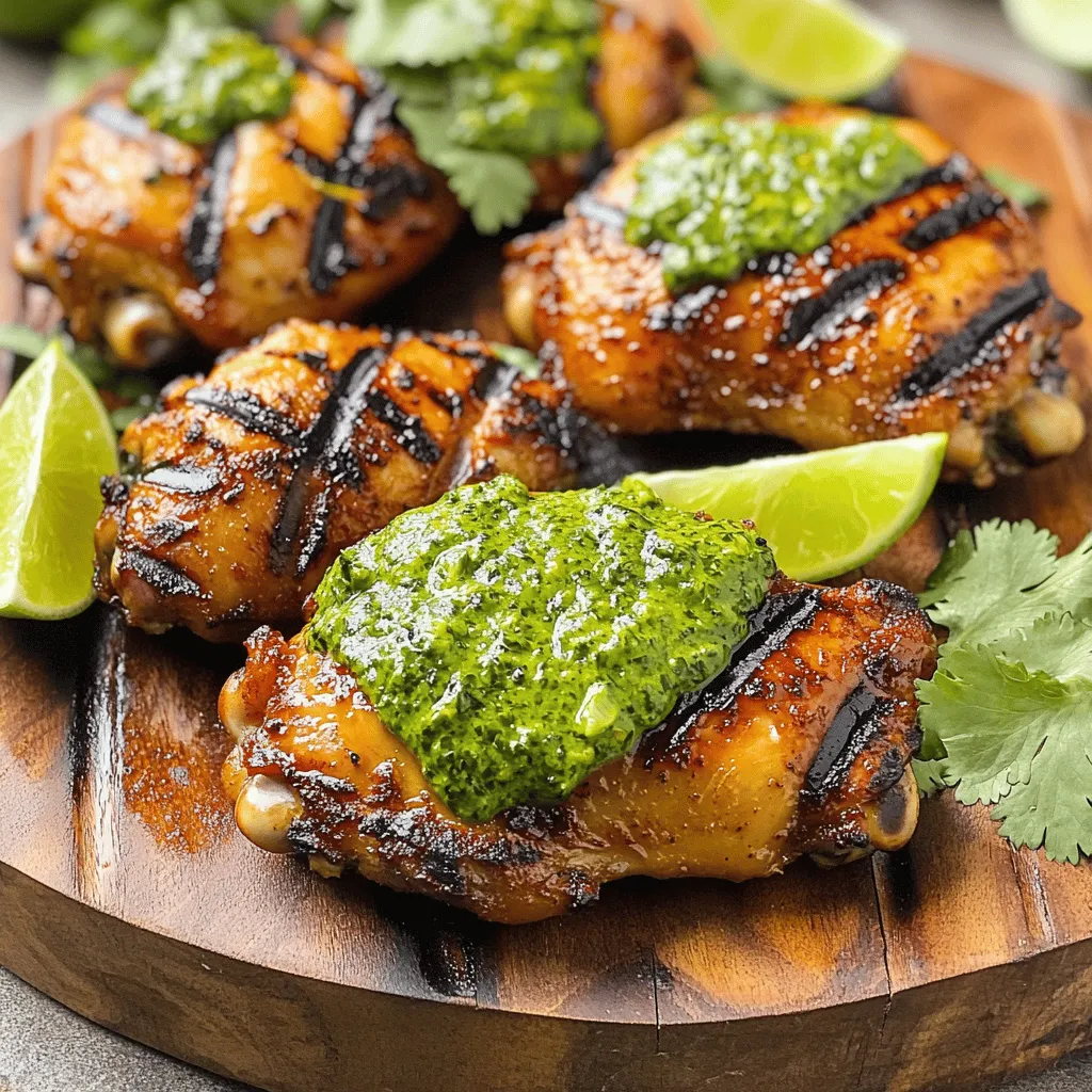 Best Peruvian Grilled Chicken with Creamy Green Sauce Recipe