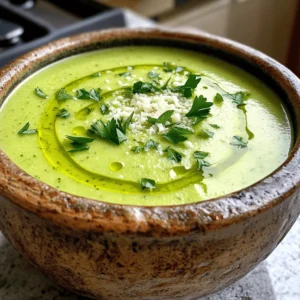 - 4 medium zucchinis, chopped into bite-sized pieces - 1 medium onion, diced finely - 3 cloves garlic, minced - 4 cups vegetable broth - 1 cup heavy cream (or substitute with coconut cream for a dairy-free option) Zucchini is the star here. Its soft texture blends well with the soup. Onion adds sweetness, while garlic gives it a bold kick. The vegetable broth keeps it light and tasty, and the heavy cream (or coconut cream) makes it rich. - Nutritional yeast for vegan option - Other herbs and spices If you want a vegan twist, use nutritional yeast instead of cheese. You can also play with herbs like basil or oregano for extra flavor. - Fresh parsley - Additional cheese Garnish your soup with fresh parsley for color. If you love cheese, add more grated Parmesan on top. It makes the dish look great and taste even better. For the full recipe, check out Creamy Parmesan Zucchini Soup. Enjoy a warm bowl of comfort! Start by sautéing the onions and garlic in a large pot. Heat two tablespoons of olive oil over medium heat. Add the diced onion and cook until it turns soft and clear, about five minutes. Then, add three minced garlic cloves and one teaspoon of dried thyme. Stir for one more minute, until you smell the garlic. Next, cook the zucchinis. Add four chopped zucchinis to the pot and mix them well. Let them cook for five to seven minutes, stirring every so often. The zucchinis should soften but keep their shape. Now it's time to simmer the soup. Pour in four cups of vegetable broth and raise the heat until it boils. Once it starts to bubble, lower the heat and let it simmer for about 15 minutes. The zucchini will become tender and easy to pierce with a fork. To finish, blend the soup until smooth. Use an immersion blender for ease. If you prefer a traditional blender, blend in small batches and return the soup to the pot. Finally, mix in one cup of heavy cream and one cup of freshly grated Parmesan cheese. Stir well until the cheese melts and the soup is rich. Season with salt and black pepper to taste. For more tips, check the Full Recipe. Serve it warm, garnished with fresh parsley and extra cheese for a delightful touch. Enjoy your creamy, comforting bowl of goodness! To boost the taste of your Creamy Parmesan Zucchini Soup, consider adding fresh herbs like basil or chives. They add brightness and depth. Spices such as red pepper flakes can introduce a nice kick. When blending, always let the soup cool slightly first. This prevents splatters and ensures a smooth texture. If you want a richer flavor, blend half of the soup and leave the other half chunky for a nice contrast. For gluten-free needs, this soup is naturally safe. All your ingredients are gluten-free, so no changes are needed. If you're looking for dairy-free options, replace heavy cream with coconut cream. Nutritional yeast can stand in for Parmesan cheese, giving a cheesy taste without the dairy. Pair this soup with crusty bread or a fresh salad. A simple green salad works great. You can also try a slice of sourdough or garlic bread. This soup is best served hot. Aim for a temperature around 160°F. It gives a cozy feel on chilly days. Enjoy it in warm bowls, and don’t forget to garnish with fresh parsley! For a touch of luxury, drizzle a bit of olive oil on top just before serving. For the full recipe, check out the [Full Recipe]. {{image_4}} You can easily swap some ingredients in this creamy Parmesan zucchini soup. Seasonal vegetables can add a fresh twist. Try using: - Broccoli florets - Spinach leaves - Peas - Asparagus tips These veggies keep the soup colorful and tasty. For cheese, don’t feel limited to Parmesan. You can use: - Gruyère for a nutty flavor - Cheddar for a sharp taste - Feta for a tangy kick - Goat cheese for creaminess These options change the soup's flavor profile while keeping it rich. Want to spice things up? You can add some kick to your soup easily. Try these ideas: - A pinch of red pepper flakes for heat - Chopped jalapeños for a bold flavor - A dash of hot sauce for zest For those watching their calories, make these simple changes: - Use low-fat cream or almond milk - Skip the cream and add more broth - Use less cheese or a lighter cheese option These tweaks keep the soup delicious while making it lighter. If you're cooking for a crowd, scaling this recipe is easy. Just double or triple the ingredients. Ensure you have a larger pot to hold everything. For meal prep, make a big batch. This soup keeps well in the fridge. Store it in: - Airtight containers for easy access - Individual portions for quick meals This way, you can enjoy creamy Parmesan zucchini soup anytime! For the full recipe, see the above sections for all the steps and tips. To store leftovers, let the soup cool to room temperature. Pour it into an airtight container. Make sure to seal it well. In the fridge, it lasts about 3 to 5 days. If you want to freeze the soup, use freezer-safe containers. Leave some space at the top for expansion. This soup can last for about 3 months in the freezer. When it's time to eat, thaw the soup in the fridge overnight. To reheat, pour it into a pot and warm it on low heat. Stir often to keep it smooth. I recommend glass containers for storing soup. They don’t stain and are easy to clean. If you use plastic, ensure it’s BPA-free. To avoid freezer burn, wrap the container with plastic wrap after sealing. This keeps the soup fresh and tasty. Yes, you can use frozen zucchini. It saves time and keeps well. To use it, thaw the zucchini first. Drain any excess water to avoid a watery soup. Frozen zucchini may be softer, so adjust cooking time. You may need less time to cook it in the pot. To make this soup vegan, substitute the heavy cream with coconut cream. Use nutritional yeast instead of Parmesan cheese for flavor. This keeps the soup rich and creamy without dairy. Don't forget to check labels for hidden dairy in broth. This soup pairs well with crusty bread or a fresh salad. A light, green salad adds crunch and freshness. Grilled cheese sandwiches also make a great side. They complement the soup's creamy texture perfectly. To make the soup creamier, add more heavy cream or coconut cream. If you want a brothier soup, add more vegetable broth. Adjust the blend to your liking for the perfect texture. You can also add more zucchini to thicken it naturally. Reheat the soup on the stove over low heat. Stir often to avoid sticking. You can also use a microwave in short bursts. Cover it to keep moisture in while reheating. Make sure to stir well before serving. For the full recipe, check out the Creamy Parmesan Zucchini Soup. This blog post covered key ingredients and steps to make a creamy zucchini soup. You learned how to prepare vegetables, blend the soup, and add variation. Remember, you can adjust flavors and ingredients to fit your taste. Storing leftovers correctly helps keep your soup fresh. Whether you enjoy it creamy or vegan, this recipe is versatile. Now, it’s time to create your own delicious bowl of soup!
