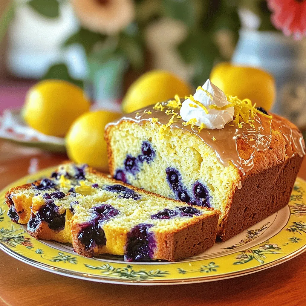 Lemon Blueberry Bread Fresh and Flavorful Delight