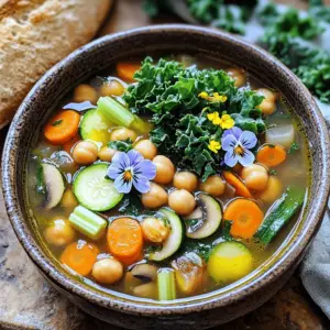 To create a nourishing bowl of Mystical Witch Soup, gather these essential ingredients: - 1 tablespoon olive oil - 1 medium onion, diced - 3 cloves garlic, minced - 2 large carrots, diced - 2 stalks celery, diced - 1 medium zucchini, chopped - 1 cup mushrooms, sliced - 4 cups vegetable broth - 1 can (15 oz) chickpeas, drained and rinsed - 1 teaspoon dried thyme - 1 teaspoon smoked paprika - 1 bay leaf - Salt and pepper to taste - 1 cup kale, chopped - Juice of 1 lemon These ingredients bring flavor and nutrition to the soup. The olive oil serves as the base, adding richness. Onions and garlic give a sweet and savory depth. Carrots and celery add crunch and sweetness. Zucchini and mushrooms enhance the texture. The vegetable broth acts as the soup's heart. Chickpeas provide protein, making it filling. Thyme and smoked paprika add earthy notes. The bay leaf infuses a subtle aroma. Finally, kale and lemon juice bring freshness and brightness. To elevate your soup, consider these optional garnishes: - Edible flowers (like pansies or nasturtiums) - Suggested bread accompaniments (such as crusty baguette or whole-grain toast) - Additional herbs (like fresh parsley or cilantro) These garnishes add color and flair. Edible flowers create a mystical look. Bread serves as a perfect side for dipping. Fresh herbs enhance flavor and visual appeal. Adding these touches makes your soup not only delicious but also beautiful. For a full recipe, refer to the earlier sections. 1. Heat 1 tablespoon of olive oil in a large pot over medium heat. 2. Add 1 medium diced onion and sauté for about 3-4 minutes. The onion should be soft and look clear. 3. Stir in 3 minced garlic cloves and cook for another minute. This will make your kitchen smell amazing! 4. Next, add 2 diced large carrots and 2 diced stalks of celery. Cook these for about 5 minutes. The veggies should get a bit soft. 5. Mix in 1 chopped medium zucchini and 1 cup of sliced mushrooms. Cook for another 3-4 minutes until everything is tender. 1. Pour in 4 cups of vegetable broth and add 1 can of drained chickpeas. 2. Sprinkle in 1 teaspoon of dried thyme, 1 teaspoon of smoked paprika, and add 1 bay leaf. 3. Let the soup simmer gently for 15-20 minutes. This helps all the flavors blend. 4. Taste and season with salt and pepper as you like. 1. In the last few minutes, stir in 1 cup of chopped kale. 2. Squeeze the juice of 1 lemon into the soup. This adds a nice zing! 3. Don’t forget to take out the bay leaf before serving. 4. For presentation, ladle the soup into bowls and top with edible flowers. This makes it look magical! 5. Serve with crusty bread for a complete meal. This recipe is truly delightful! For the full recipe, check the details above. To make the best Mystical Witch Soup, start with choosing the right broth. I prefer vegetable broth for a light and fresh taste. You can also use homemade broth for more depth. Next, adjusting seasoning to taste is key. Add salt and pepper gradually. Taste as you go. Each ingredient brings its own flavor. The dried thyme and smoked paprika add warmth and earthiness. Make sure to balance these flavors with care. Sautéing is a crucial step in making this soup. Use medium heat to warm the olive oil. Start with the onion and cook it until it is soft. This helps build the base flavor. Add garlic next, as it cooks quickly. Stir it in for just a minute to avoid burning. When adding the carrots and celery, stir them often. This helps them soften without sticking. Cook them for about five minutes. Then, add the zucchini and mushrooms. Cook until they are tender, around three to four minutes. This method keeps the vegetables bright and crunchy. Presentation matters too! For a beautiful touch, use edible flowers like pansies or nasturtiums. They add color and make the soup look magical. After serving the soup in bowls, sprinkle the flowers on top. Serving with crispy bread also enhances the meal. This contrast makes each bite delightful. Enjoy the combination of flavors and colors for a truly enchanting experience. {{image_4}} You can easily adapt Mystical Witch Soup for different diets. For a vegan version, simply use vegetable broth and skip any animal products. This soup is already gluten-free since it uses fresh veggies and beans. If you want to add protein, try swapping chickpeas for lentils or tofu. Both options will keep the soup hearty and filling. To spice things up, add some chili flakes or cayenne pepper. This will give your soup a warm kick. You can also explore seasonal veggies. In fall, try adding butternut squash or sweet potatoes. In summer, fresh corn or bell peppers can brighten the dish. Many cultures have their own takes on witch soup. In Italy, a version might include pasta and basil. In Eastern Europe, you might find a beetroot base, giving the soup a vibrant color. Each region brings its own history and flavors to this versatile dish. To store leftovers of your Mystical Witch Soup, first let it cool. Then, pour it into a clean, airtight container. Keep it in the fridge for up to three days. This soup tastes great the next day! Reheat it on the stove or in the microwave. Just make sure it gets hot all the way through. You can freeze this soup for later meals. First, let it cool completely. Pour it into freezer-safe bags or containers. Leave some space at the top for expansion. Seal them tightly. Your soup can last in the freezer for up to three months. When ready to eat, thaw it overnight in the fridge. Reheat it on low heat until hot. For the best taste, eat the soup within three days if stored correctly in the fridge. If frozen, aim to eat it within three months. While it may still be safe to eat after this, the flavor may change. Always check for any off smells or changes in color before enjoying your soup. Mystical Witch Soup is a warm, hearty dish. It blends fresh veggies with herbs. This soup has roots in folklore and tradition. People often make it during cooler months. The colors and flavors create a magical vibe. It is nourishing and perfect for cozy nights. Yes, you can easily prep this soup ahead of time. Make a big batch on the weekend. Store it in the fridge for up to three days. You can also freeze it for later. Just make sure to cool it first. When you're ready, reheat it on the stove or in the microwave. To add some heat, you can try a few tricks. Add a pinch of cayenne pepper or red pepper flakes. You can also stir in some chopped jalapeños. Taste as you go to find your perfect spice level. Spicy flavors can bring out the soup's magic. Yes, this soup is kid-friendly! The flavors are mild and tasty. If your kids are picky, blend it smooth for a creamier texture. You can also cut back on spices. Add fun toppings like cheese or croutons. Kids will love the colorful veggies too! This blog post guided you through making Mystical Witch Soup. We covered essential ingredients like olive oil, fresh veggies, and chickpeas. You learned about cooking techniques and how to enhance flavor with herbs and garnishes. We also shared tips for dietary modifications and creative variations. Remember, you can personalize this soup to fit your taste. Explore different flavors and enjoy its warmth. This dish is not just food; it’s an experience. Make your own magic in the kitchen!