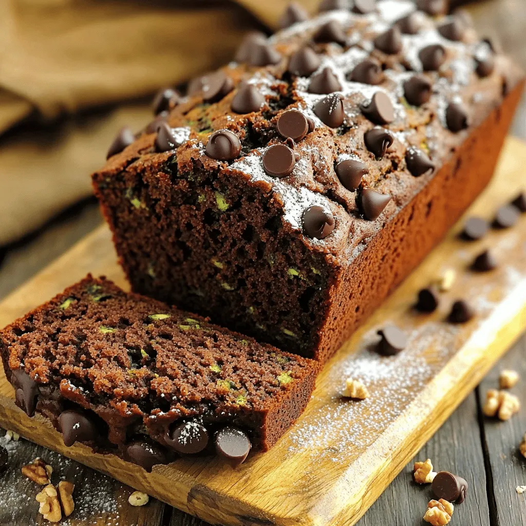 Gluten-Free Chocolate Chip Zucchini Bread Delight