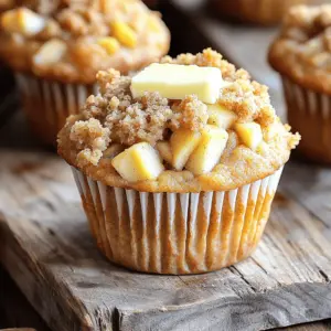 To make these tasty apple muffins, gather the following ingredients: - 1 ½ cups all-purpose flour - ½ cup granulated sugar - ½ cup brown sugar, packed - 1 tablespoon baking powder - ½ teaspoon baking soda - ½ teaspoon ground cinnamon - ¼ teaspoon salt - 1 large egg - ½ cup milk (preferably whole for richness) - ⅓ cup vegetable oil (or melted coconut oil for a unique flavor) - 1 teaspoon vanilla extract - 1 ½ cups apples, peeled and diced (approximately 2 medium-sized apples) For the crumb topping, you will need: - ½ cup all-purpose flour - ¼ cup brown sugar, packed - ¼ teaspoon ground cinnamon - 4 tablespoons cold butter, cut into small cubes You can customize your muffins! Here are some options: - Use whole wheat flour for added fiber. - Swap out granulated sugar with coconut sugar for a caramel flavor. - Try Greek yogurt instead of milk for creaminess. - Add nuts like walnuts or pecans for extra crunch. - Substitute apples with pears or berries for a twist. For the full recipe, check out the complete instructions! To start, preheat your oven to 350°F (175°C). This ensures even baking. Next, prepare your muffin tin. You can use paper liners or grease it lightly with non-stick spray. This step helps with easy muffin removal later. In a large bowl, combine the dry ingredients. Add 1 ½ cups of all-purpose flour, ½ cup of granulated sugar, ½ cup of packed brown sugar, 1 tablespoon of baking powder, ½ teaspoon of baking soda, ½ teaspoon of ground cinnamon, and ¼ teaspoon of salt. Whisk everything together until well mixed. This helps to avoid lumps in your batter. In a separate bowl, whisk 1 large egg until frothy. Then, add ½ cup of milk, ⅓ cup of vegetable oil (or melted coconut oil), and 1 teaspoon of vanilla extract. Mix until smooth. Pour this wet mixture into the bowl of dry ingredients. Gently stir with a spatula until combined, but don’t overmix. A few lumps are okay. Now, fold in 1 ½ cups of peeled and diced apples. Make sure the apples are evenly distributed for great flavor in every bite. For the full recipe, you can check the details above. To get the best crumb topping, use cold butter. Cold butter creates a nice crunch. Cut it into small cubes, then mix it with flour and brown sugar. Use your fingers to blend until it looks like coarse crumbs. This method adds texture and flavor. You want to see little bits of butter in the mix. Avoid overmixing the batter. This leads to tough muffins. Stir gently when combining wet and dry ingredients. It’s okay if the batter is lumpy. Don’t skip the cooling step. If you remove muffins too soon, they may fall apart. Let them cool in the tin for five minutes before moving them. Serve warm muffins with a pat of butter for extra flavor. You can also add a sprinkle of powdered sugar for a sweet touch. Pair these muffins with a cup of coffee or tea for a cozy snack. They also make a great breakfast. Try adding a scoop of yogurt on the side for a fresh twist. For the full recipe, check here: [Full Recipe]. {{image_4}} You can make these muffins gluten-free by using a 1:1 gluten-free flour blend. Brands like Bob's Red Mill or King Arthur Flour work well. Just swap out the all-purpose flour in the recipe. The rest of the ingredients stay the same. You might find the muffins just as soft and tasty. To add some crunch, mix in ½ cup of chopped nuts like walnuts or pecans. They add a nice texture. You can also try adding dried fruits like raisins or cranberries for extra sweetness. If you want a twist, swap some apples for ripe bananas or pears. Each fruit brings a new flavor. You can make these muffins healthier by using whole wheat flour instead of all-purpose flour. This adds fiber. Replace half the sugar with unsweetened applesauce for a natural sweetness. You can even use Greek yogurt instead of oil for moistness and protein. These simple swaps keep the taste while making them a bit better for you. For the full recipe, check out the Crunchy Apple Muffins with Delightful Crumb Topping. To keep your apple muffins fresh, store them in an airtight container. This helps maintain moisture and flavor. You can place a piece of bread in the container to absorb excess moisture. Store the muffins at room temperature if you plan to eat them within a couple of days. Freezing is a great way to save your muffins for later. First, let them cool completely. Wrap each muffin tightly in plastic wrap. Then, place the wrapped muffins in a freezer bag. This will keep them fresh for up to three months. When you’re ready to enjoy them, just take out what you need. To reheat, you can use a microwave or an oven. For the microwave, heat each muffin for about 15-20 seconds. For the oven, preheat to 350°F (175°C) and warm them for 10 minutes. This will make them taste fresh and soft again. Enjoy your muffins just like they were baked today! Check out the Full Recipe for more tips. To check if your muffins are ready, use a toothpick. Insert it into the center of a muffin. If it comes out clean or with just a few moist crumbs, your muffins are done. If there’s wet batter on the toothpick, bake them a few more minutes. Keep an eye on them, as oven times can vary. Yes, you can use many fruits! Blueberries, raspberries, or chopped peaches work well. Just make sure the fruit is ripe and cut into small pieces. You may need to adjust the sugar based on the sweetness of the fruit you choose. To keep muffins moist, store them in an airtight container. You can also add a slice of bread to the container. The bread helps to keep the muffins soft. For longer storage, freeze them. Just wrap each muffin tightly in plastic wrap and place them in a freezer bag. You learned about making delicious apple muffins. We covered the key ingredients, step-by-step instructions, and helpful tips. Remember to try the variations, like gluten-free options or adding nuts. Proper storage helps keep muffins fresh. Now you can confidently bake apple muffins at home. Enjoy the process and share your tasty results with friends and family. Happy baking!