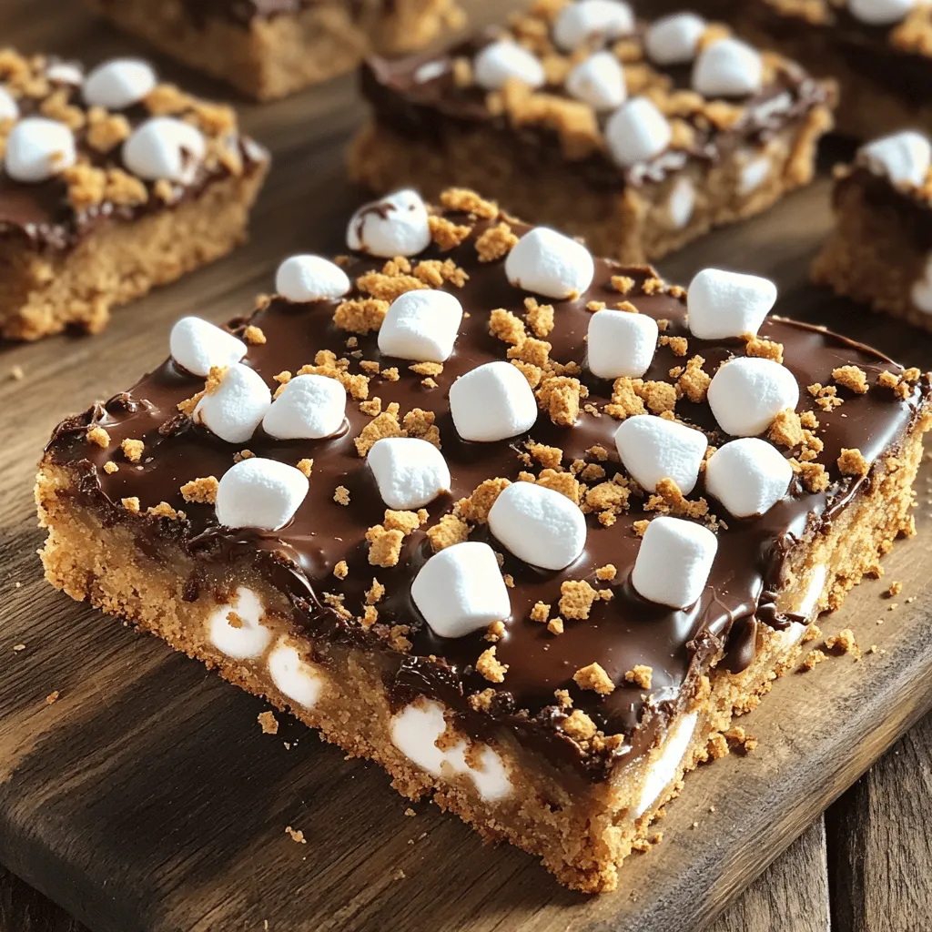 S’mores Cookie Bars Delightful and Easy Recipe