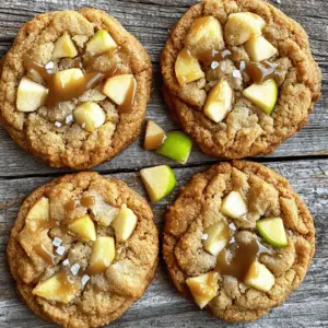 - 1 cup unsalted butter, at room temperature - 1 cup packed brown sugar - 1/2 cup granulated sugar - 2 large eggs, at room temperature - 1 teaspoon pure vanilla extract - 3 cups all-purpose flour - 1 teaspoon baking soda - 1 teaspoon ground cinnamon - 1/2 teaspoon salt - 1 1/2 cups diced crisp apples (such as Granny Smith or Fuji) - 1 cup caramel bits or finely chopped caramel candies - Sea salt flakes for optional topping These ingredients create a great balance of sweet and tart flavors. The butter adds a rich taste, while the apples bring freshness. Caramel bits melt into gooey pockets in every bite. Using crisp apples gives a nice crunch, which makes the cookies fun to eat. Make sure your apples are diced into small pieces. This helps them mix well in the dough. The brown sugar adds a deep sweetness, while the granulated sugar gives a light texture. Fresh eggs help bind everything together. You can find all these items in your local grocery store. Mixing them in the right order is key to a great result. For the full recipe, check out the details above. You are now ready to make your gooey caramel and crisp apple cookies! - Preheat the oven to 350°F (175°C) and prepare baking sheets. - Cream the butter and sugars until fluffy. - Incorporate the eggs and vanilla into the mixture. - Mix the dry ingredients separately. - Slowly add dry ingredients to the wet mixture. - Fold in diced apples and caramel bits. - Scoop dough onto baking sheets, leaving space. - Bake for 10-12 minutes until golden brown. - Cool and add sea salt flakes as desired. Follow these steps closely to make the best gooey caramel and crisp apple cookies. The key is in the mixing and baking times. Enjoy the process, and watch as your kitchen fills with the sweet aroma of baking cookies! For the complete recipe, check the [Full Recipe]. - Ensure butter is at room temperature for better creaming. Soft butter makes a lighter dough. - Do not over-mix the dough after adding dry ingredients. This keeps your cookies soft and chewy. - Consider adding a pinch of nutmeg for extra warmth. Nutmeg pairs well with apples and caramel. - Use different types of apples like Honeycrisp for varied flavor. Different apples can change the taste and texture. - Stack cookies on a plate and drizzle with melted caramel. This makes the cookies look extra tempting. - Serve with fresh apple slices for a balanced treat. The crispness of apples complements the gooey cookies. Try these tips to elevate your Gooey Caramel and Crisp Apple Cookies. For the complete recipe, check the Full Recipe section. Enjoy your baking journey! {{image_4}} - Use coconut oil instead of butter for a dairy-free version. - Replace granulated sugar with coconut sugar for a healthier option. You can easily swap out ingredients to fit your needs. For a dairy-free treat, coconut oil works great. It keeps the cookies moist and tasty. If you want a healthier cookie, coconut sugar is a smart choice. It gives a nice caramel flavor while lowering the glycemic index. - Add chopped nuts, such as walnuts or pecans, for crunch. - Incorporate chocolate chips for a delightful twist. Want to change up the flavor? Toss in some chopped nuts. Walnuts or pecans add a nice crunch. If you love chocolate, mix in some chocolate chips. They melt and create a gooey surprise in every bite. - Make them festive with pumpkin spice during the fall. - Create a holiday version by adding peppermint extract. Get creative with the seasons! Add pumpkin spice to make these cookies perfect for fall. The warm spices fill your home with cozy scents. For the holidays, peppermint extract is a fun twist. It brings a festive flavor that everyone will enjoy. To see how these variations come together, check out the Full Recipe. To keep your gooey caramel and crisp apple cookies fresh, store them in an airtight container at room temperature. They will stay yummy for up to 3 days. If you want them to last longer, place them in the fridge. This way, they will stay fresh for up to a week. You can also freeze the cookie dough before baking. It will stay good for up to 3 months. If you already baked the cookies, you can store them in the freezer too. This makes it easy to grab a treat later. When you're ready to enjoy your frozen cookies, just leave them out at room temperature for about 30 minutes. If you froze the dough instead, you can bake it straight from the freezer. Just add a minute or two to the bake time for the perfect cookie. Yes, use a 1:1 gluten-free baking flour as a substitute. Many brands make this easy. Just replace the all-purpose flour in the recipe with your chosen gluten-free blend. This keeps the taste and texture similar. You can enjoy these cookies without worry! Drizzle more melted caramel on top before serving. This adds sweetness and a rich finish. You can also sprinkle a bit of sea salt on top. The salt and caramel work together for a great taste! Yes, they tend to intensify in flavor after a day or two, making them even more delightful. The apples and caramel continue to meld together. Storing them helps the flavors combine. You may find them even tastier the next day. Absolutely! Pears or peaches can work well in this recipe. Both fruits add sweetness and moisture. You can even mix different fruits for a fun twist. Try your favorites and see what you like best! Store them with a slice of bread in the container to maintain moisture. The bread keeps the cookies fresh and soft. This method works great for all cookies, not just these. Enjoy your gooey caramel and crisp apple cookies longer! This guide gives you a simple way to make delicious cookies. You learned about the key ingredients, step-by-step instructions, and tips for the best texture. Variations let you get creative, while storage tips help keep them fresh. Enjoy these cookies with family and friends, and feel free to experiment with flavors. Each bite can be a new delight. Happy baking!