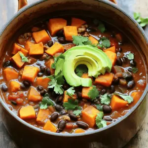 For this chili, you will need some key ingredients: - 1 lb ground turkey - 2 medium sweet potatoes, peeled and cut into 1/2-inch cubes - 1 can (14 oz) black beans, thoroughly rinsed and drained - 1 can (14 oz) diced tomatoes with green chilies - 1 medium onion, finely chopped - 3 cloves garlic, minced - 2 cups low-sodium chicken broth - 2 tablespoons extra virgin olive oil These ingredients form the base of your chili. The ground turkey adds protein, while sweet potatoes give it a nice sweetness and texture. Black beans add fiber, making this dish filling and healthy. Spices are essential for flavor. Here are the spices you will use: - 1 tablespoon chili powder - 1 teaspoon ground cumin - 1 teaspoon smoked paprika - Salt and freshly ground black pepper to taste Chili powder gives heat. Cumin adds earthiness, and smoked paprika lends a rich, smoky flavor. Adjust salt and pepper to your liking, ensuring a well-seasoned dish. To make your chili even better, consider these garnishes: - Fresh cilantro, coarsely chopped - Avocado, sliced Cilantro offers a fresh burst, while avocado adds creaminess. These garnishes elevate your dish, making it look and taste amazing. Start by gathering all your ingredients. You will need: - 1 lb ground turkey - 2 medium sweet potatoes, peeled and cut into 1/2-inch cubes - 1 can (14 oz) black beans, thoroughly rinsed and drained - 1 can (14 oz) diced tomatoes with green chilies - 1 medium onion, finely chopped - 3 cloves garlic, minced - 2 cups low-sodium chicken broth - 1 tablespoon chili powder - 1 teaspoon ground cumin - 1 teaspoon smoked paprika - Salt and freshly ground black pepper to taste - 2 tablespoons extra virgin olive oil - Fresh cilantro, coarsely chopped (for garnish) - Avocado, sliced (for garnish) Chopping the onion and sweet potatoes first helps speed up cooking. Rinse the beans in water to clean them. This removes extra sodium and gives you a healthier dish. In a large, heavy-bottomed pot, heat the olive oil over medium heat. Wait until the oil shimmers, then add the chopped onion. Sauté the onion for about 5 minutes until it turns soft and translucent. Next, add the minced garlic to the pot. Cook it for one more minute. You want to stir often to keep it from burning. Then, add the ground turkey. Use a wooden spoon to break it apart as it cooks. You need it to brown for about 6-8 minutes. Stir occasionally for even cooking. Now, add the diced sweet potatoes, black beans, and diced tomatoes (with juices) to the pot. Season everything with chili powder, cumin, smoked paprika, salt, and freshly ground black pepper. Stir well to mix all the flavors together. Increase the heat to bring the chili to a gentle boil. Once it boils, reduce the heat to low. Cover the pot and let it simmer for 25-30 minutes. You want the sweet potatoes to be fork-tender. After simmering, taste the chili. You may want to add more salt or pepper for flavor. If you like a thicker chili, remove the lid and let it simmer for another 10 minutes. Stir occasionally during this time. Serve the chili hot. Garnish each bowl with fresh cilantro and slices of avocado. The avocado adds creaminess and balances the spices. For an attractive presentation, use deep bowls. The bright colors of the chili and garnishes make it look appealing. Enjoy your healthy sweet potato turkey chili! To make your chili pop, focus on layering flavors. Start by sautéing the onion until it’s soft. This brings out its natural sweetness. Next, add garlic and let it cook until fragrant. This step adds depth. Use fresh spices like chili powder and smoked paprika for a rich taste. You can also add a splash of lime juice just before serving. This brightens the flavors. For added texture, top your chili with creamy avocado slices and fresh cilantro. Cooking chili is easy when you follow a few key steps. First, brown the turkey well. This forms a great base flavor. Stir often to break it apart and ensure even cooking. Then, add your sweet potatoes early. They need time to soften. Let the chili simmer on low heat. This allows the flavors to meld. If you want a thicker chili, remove the lid during the last ten minutes of cooking. Avoid rushing your cooking. If you skip sautéing the onion and garlic, your chili will lack flavor. Don’t forget to rinse the black beans well. This helps reduce sodium. Also, taste your chili before serving. Adjust the salt and pepper to your liking. Lastly, don’t skip the garnishes. They add color and freshness, making your dish more appealing. Stick to these tips, and you’ll make a delicious chili every time! {{image_4}} You can easily make this chili vegetarian or vegan. Replace the ground turkey with a mix of lentils or mushrooms. Lentils cook well and add protein. Mushrooms bring a nice umami flavor. You can also add more beans for extra texture. Use vegetable broth instead of chicken broth to keep it plant-based. This ensures a rich taste without meat. For low-carb options, skip the sweet potatoes. Instead, use zucchini or cauliflower. These veggies provide bulk without many carbs. You can also add more beans, but keep in mind their carb content. Try using ground turkey breast instead of regular turkey. This will reduce fat and calories while keeping the chili hearty. If you have dietary restrictions, consider these easy swaps. Use low-sodium beans and broth to manage sodium intake. If you're gluten-free, check labels on broth and spices. Canned tomatoes are usually safe, but always read the label. You can also swap spices to avoid allergens. For example, use fresh herbs instead of dried spices if needed. Adjusting ingredients allows everyone to enjoy this chili. To store your leftover chili, let it cool to room temperature. Transfer it to an airtight container. You can keep it in the fridge for up to five days. If you want to keep it longer, consider freezing it. Always label the container with the date for easy tracking. When you're ready to enjoy your chili again, reheat it on the stove or in the microwave. If using the stove, place the chili in a pot over medium heat. Stir often until it’s hot. In the microwave, put it in a microwave-safe bowl and cover it. Heat in one-minute intervals, stirring in between, until warm. Freezing chili is a great way to save it for later. Use freezer-safe bags or containers. Make sure to leave some space for expansion. Chili can last up to three months in the freezer. When ready to eat, thaw it overnight in the fridge. Heat it on the stove or microwave as mentioned above. Enjoy your delicious chili, even weeks later! Yes, you can use other meats in this chili. Ground beef, chicken, or pork work well. If you want a leaner option, try ground chicken or turkey. You can even use shredded rotisserie chicken for added flavor and ease. To add heat, try these simple tips: - Use more chili powder or add cayenne pepper. - Include diced jalapeños or serrano peppers. - Add a splash of hot sauce to the mix. These changes boost flavor and spice levels. There are many great sides for chili: - Warm cornbread is a classic choice. - Serve with tortilla chips for a crunchy bite. - A simple green salad adds freshness. - Top with cheese, sour cream, or avocado for extra richness. These options enhance your meal and delight your guests. This blog post covered how to make healthy sweet potato turkey chili. We discussed the main ingredients and spices you need. The cooking steps were clear and easy to follow. Tips helped enhance flavor and avoid common mistakes. You also learned about variations for different diets and how to store leftovers. Enjoy making this chili and share it with friends. You’ll love how good it tastes and how healthy it is. Cooking can be fun and rewarding!