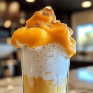 - 1 cup heavy whipping cream - 2 tablespoons pumpkin puree - 1 tablespoon powdered sugar - 1 teaspoon vanilla extract - ½ teaspoon pumpkin spice mix - ¼ cup milk (dairy or non-dairy) - Additional pumpkin spice for sprinkling - Whipped cream for topping To make pumpkin cold foam, gather your ingredients. The heavy whipping cream gives your foam a rich base. You will need pumpkin puree for that warm fall flavor. Powdered sugar adds sweetness, while vanilla extract gives a nice aroma. Pumpkin spice mix brings in the classic flavors of fall. Finally, choose your milk. You can go with dairy or a non-dairy option. If you want to make your drink extra special, consider garnishing it. A sprinkle of pumpkin spice on top will look beautiful and give more flavor. You could also add a dollop of whipped cream for extra creaminess. These little touches make a big difference. Now, you are ready to create a tasty pumpkin cold foam to enjoy in your favorite drinks! - Mixing the Ingredients Start by taking a medium mixing bowl. Add 1 cup of heavy whipping cream, 2 tablespoons of pumpkin puree, 1 tablespoon of powdered sugar, 1 teaspoon of vanilla extract, and ½ teaspoon of pumpkin spice mix. Use a whisk to mix everything well. Make sure each ingredient blends smoothly. - Whipping to Soft Peaks Next, grab a hand mixer or a whisk. Beat the mixture on medium speed. Keep mixing until soft peaks start to form. Do not over-whip! You want to keep the foam light and airy, not turn it into butter. - Setting Aside the Foam Once your foam reaches the right consistency, gently set it aside. This foam will be the star of your drink! - Preparing the Milk Base In a separate glass, pour ¼ cup of your favorite milk over a generous amount of ice. This will create a cool base for your drink. You can use dairy or non-dairy milk, whichever you prefer. - Adding Ice Make sure the ice fills the glass well. This will keep your drink nice and cold. - Topping with Pumpkin Cold Foam Now, take your pumpkin cold foam. Use a spoon to carefully dollop it over the milk. Let it float beautifully on top. For extra flair, sprinkle a small pinch of pumpkin spice over the foam. Enjoy your drink right away, and savor the rich flavors! To make great foam, start with cold cream. Cold cream whips up better and faster. Use a medium bowl for mixing. Add your heavy whipping cream, pumpkin puree, powdered sugar, vanilla, and pumpkin spice mix. Whisk these ingredients well. For whisking, you can use a hand mixer or a whisk. If using a hand mixer, set it to medium speed. Beat the mixture until soft peaks form. Soft peaks look like small waves that hold shape. Be careful not to whip too long. Over-whipping can turn your foam into butter. You want it light and airy. To adjust sweetness, start with the recipe's sugar. Taste the foam and add more sugar if needed. You can use honey or maple syrup as alternatives. These natural sweeteners add a nice touch. For spice blends, try different mixes. You can add ground cinnamon, nutmeg, or ginger. If you want more warmth, add a pinch of clove or allspice. Mixing spices can give your foam a unique twist. Enjoy experimenting to find your favorite flavor! {{image_4}} You can make your pumpkin cold foam even more fun by changing the flavors. - Different Spice Mixes: If you want to switch things up, try different spices. You can use allspice, cardamom, or even vanilla bean. Each spice adds a unique twist to your drink. - Adding Chocolate or Caramel: If you love sweet flavors, add chocolate or caramel. Simply drizzle some sauce into the foam. It gives a rich taste that pairs well with pumpkin. You can also mix cocoa powder into the foam for a chocolatey treat. If you prefer plant-based options, you have choices for your pumpkin cold foam. - Using Almond or Oat Milk: Almond and oat milk work great in this recipe. Both give a creamy texture without dairy. They also add their unique flavor notes to the drink. - Non-Dairy Whipping Options: You can find non-dairy whipping creams at many stores. They whip up nicely, just like heavy cream. Look for brands that use coconut or soy for a great result. Experimenting with these variations makes your pumpkin cold foam fun and tasty. Enjoy your creations! To keep your pumpkin cold foam fresh, store it in the fridge. Use an airtight container to prevent it from absorbing smells. This method helps maintain its light and airy texture. Make sure the container is clean and dry before adding the foam. I suggest using glass jars or plastic containers with tight lids. These options seal well and keep your cold foam safe. If you have a smaller amount, a small jar works great. Just remember to label your containers with the date. This way, you can keep track of how long it has been stored. You can use leftover cold foam in many ways. Try adding it to coffee, hot chocolate, or even smoothies. This foam adds a tasty twist to your drinks. You can also use it as a topping for desserts like cakes or pancakes. When reusing cold foam, think about flavors. Mix in chocolate syrup or caramel for a new taste. You can also stir in a bit of milk to create a thinner foam. This gives you more options when you want to enjoy a delicious drink. To make pumpkin cold foam vegan, swap heavy cream with a non-dairy option. Good choices include coconut cream or a vegan whipping cream. For the milk, use almond, oat, or soy milk. These substitutes ensure your foam remains rich and creamy without dairy. Yes, you can use canned pumpkin puree. It saves time and adds great flavor. Look for pure pumpkin puree, not pumpkin pie filling. This ensures you control sweetness and spices. For a smoother texture, blend it well before adding to the foam. Pumpkin cold foam stays fresh for about 2 to 3 days. Store it in an airtight container in the fridge. To enjoy the best taste, use it soon after making. If you see separation, just whisk it gently before serving. This blog post explored how to make pumpkin cold foam. You need simple ingredients like heavy whipping cream, pumpkin puree, and powdered sugar. I shared step-by-step instructions to whip up the foam and assemble the drink. Tips for perfecting the texture and flavor help you elevate your drink. You can also experiment with variations and storage ideas to enjoy pumpkin foam longer. Try this treat to enjoy a cozy, tasty drink anytime!