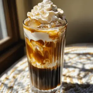 - 2 cups brewed coffee, cooled - 1/4 cup brown sugar - 1 teaspoon vanilla extract - 1/2 cup milk or a milk alternative (such as almond, oat, etc.) - Ice cubes - Whipped cream (optional, for topping) - A pinch of sea salt (optional, for garnish) To make a great Brown Sugar Vanilla Iced Coffee, use accurate measurements for best results. This ensures your drink tastes just right. Here are some tips: - For brewed coffee, use strong coffee for more flavor. - Brown sugar can be packed tightly for a sweeter taste. - If you like it creamier, add more milk. - Remember, 1/2 cup of milk can be swapped for 1/2 cup of any milk alternative. Using these tips, you can adjust the taste to suit your preferences. Enjoy your iced coffee! 1. In a small saucepan, combine 1/4 cup of brown sugar with 1/4 cup of cooled brewed coffee. 2. Place the pan over medium heat. Stir the mixture well. 3. Heat until the sugar dissolves completely. This takes about 2-3 minutes. 4. Once dissolved, remove the pan from heat and let the syrup cool. 1. In a large glass or pitcher, mix the remaining cooled brewed coffee. 2. Add 1 teaspoon of vanilla extract and the cooled brown sugar syrup. 3. Stir well to ensure everything is mixed evenly. 1. Fill a glass with ice cubes, about halfway full. 2. Carefully pour the coffee mixture over the ice. Leave some space at the top. 3. Add 1/2 cup of milk or your milk alternative. 4. Gently stir to mix all the flavors together. 5. If you like, top with whipped cream and a pinch of sea salt. 6. Before sipping, stir again to mix in the whipped cream and salt. Enjoy the rich flavors! To make your Brown Sugar Vanilla Iced Coffee even better, think about adding spices. A sprinkle of cinnamon or nutmeg can add warmth. You might also try a dash of cocoa powder for a chocolate twist. For sweetness, brown sugar gives a nice depth. If you want it sweeter, add more syrup. Mix well until you reach your perfect level of sweetness. Remember, you can always add more, but you can't take it out! Enjoy your Iced Coffee on hot afternoons or lazy weekends. It’s great for breakfast or a midday pick-me-up. Pair it with a slice of coffee cake or a buttery croissant. The flavors go well together and make for a delightful treat. For brewing, I recommend using a drip coffee maker or a French press. Both methods create rich coffee that works well for this recipe. If you like cold brew, that’s a tasty option too! When mixing, a whisk or spoon does the job well. For a fun twist, use a milk frother to blend your milk and coffee. This can make your drink feel extra special. {{image_4}} You can make this iced coffee with different milk options. Almond milk, oat milk, and coconut milk are great choices. Each brings a unique taste. Almond milk adds a nutty flavor. Oat milk gives a creamy touch. Coconut milk brings a tropical vibe. If you use these non-dairy milks, you might want to adjust the amount. Some are sweeter than regular milk. Start with a little, then add more if needed. You can swap brown sugar for other sweeteners. White sugar works well, but it lacks the rich flavor. Maple syrup is another option. It adds a nice, warm taste. If you prefer sugar-free, try stevia or monk fruit. These sweeteners are good for low-calorie drinks. Just remember, they can be sweeter than brown sugar. So, use less at first and taste as you go. You can change this iced coffee with seasonal flavors. In fall, add pumpkin spice for warmth. A dash of cinnamon can also work wonders. For winter, try peppermint extract for a festive twist. In spring, you can add a splash of vanilla or almond extract. Summer is perfect for fruity flavors like strawberry or peach. Try adding fresh fruit to blend in with your coffee. The options are endless, so have fun exploring! To store leftover iced coffee, pour it into an airtight container. This helps keep it fresh. Place the container in the fridge. Try to use it within 2-3 days for the best taste. If you want to reheat it, warm it gently on the stove or in a microwave. But remember, iced coffee is best cold. You can also repurpose it by blending it into a coffee smoothie or using it in desserts. Brewed coffee can last in the fridge for about one week. The brown sugar and vanilla extract can last much longer. Brown sugar stays good for months if kept dry. Vanilla extract can last for years. Watch for signs of spoilage. If your iced coffee smells off or has a strange taste, it’s best to toss it. If you notice any mold or strange colors, throw it away right away. Fresh ingredients make the best iced coffee! Yes, you can make this iced coffee ahead of time. Simply prepare the brown sugar syrup and the coffee mixture. Store both in the fridge. When ready to enjoy, just pour them over ice and add milk. This makes it quick and easy for busy mornings. You can customize your iced coffee in many ways. Try adding flavors like caramel or hazelnut syrup. You can also change the milk to almond, oat, or soy. For a fun twist, add a sprinkle of cinnamon or nutmeg on top. If you don’t have brown sugar, you can use white sugar instead. Just mix it with a bit of molasses if you have it. This gives you a similar flavor. You can also use honey or maple syrup for a unique taste. Yes, this recipe is great for beginners. It has simple steps and only a few ingredients. Anyone can follow along and create a tasty drink. You don’t need fancy tools or skills to make it. For the best brewed coffee, use fresh coffee beans. Grind them just before brewing for the best flavor. Brew your coffee using a method you enjoy, like a drip coffee maker or a French press. Make sure to let it cool before using it in the recipe. Enjoying Brown Sugar Vanilla Iced Coffee is easy. We explored key ingredients and step-by-step instructions. You learned helpful measuring tips for perfect flavor and consistency. With various options, you can customize your drink to match your taste. Remember to store leftovers properly for later enjoyment. This sweet coffee treat suits any time of day. Try different flavors or pair it with snacks. Get creative and have fun making your own iced coffee!