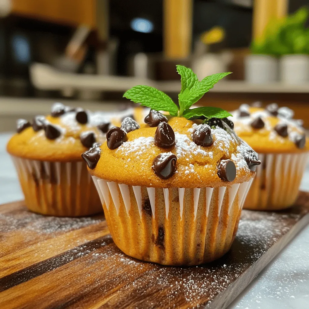 Pumpkin Chocolate Chip Muffins Delightful and Simple