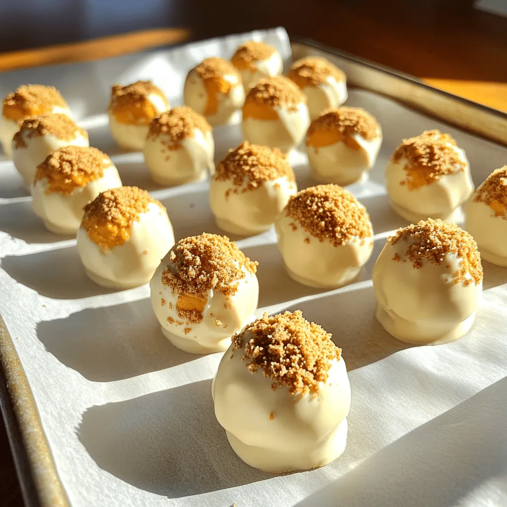 Pumpkin Cheesecake Truffles Irresistible Fall Treat