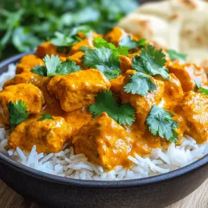 - Chicken thighs: Use 1.5 lbs of boneless, skinless chicken thighs. They stay juicy and tender. - Yogurt and spices: One cup of plain yogurt helps tenderize the chicken. Combine it with 2 tablespoons of garam masala, 2 teaspoons of turmeric powder, 2 teaspoons of ground cumin, 2 teaspoons of ground coriander, 1 teaspoon of paprika, and 1 teaspoon of salt. - Onion, garlic, and ginger: One large onion adds sweetness. Use 3 cloves of minced garlic and 1-inch grated ginger for depth of flavor. - Crushed tomatoes: One can (14 oz) of crushed tomatoes adds richness and acidity. It balances the spices perfectly. - Coconut milk: One cup of coconut milk brings creaminess. It makes the dish smooth and rich. - Garnish options: Fresh cilantro, roughly chopped, adds a pop of color and freshness. You can also use a squeeze of lime for extra zing. - In a bowl, whisk together the yogurt and spices. - Add garam masala, turmeric, cumin, coriander, paprika, and salt. - Mix until it forms a smooth paste. - Cut the chicken thighs into bite-sized pieces. - Coat the chicken pieces well in the yogurt mixture. - Cover the bowl and let it marinate in the fridge for at least 30 minutes. - For a better flavor, marinate overnight if you can. - Set your Instant Pot to 'Sauté' mode. - When it says “Hot,” pour in the olive oil. - Add the chopped onion and sauté for about 3-4 minutes. - Stir the onion until it becomes translucent. - Then, add minced garlic and grated ginger. - Cook for another minute until it smells great. - Next, pour in the crushed tomatoes and stir well. - Let it cook for about 2 minutes to soften the tomatoes. - Now, add the marinated chicken with all the marinade. - Mix everything to coat the chicken in the sauce. - Pour in the coconut milk and gently stir it all together. - Seal the Instant Pot lid and set the valve to 'Sealing.' - Switch to 'Manual' mode and set the timer for 10 minutes. - Once it’s done, do a quick pressure release by turning the valve to ‘Venting.’ - Open the lid when the pressure is fully released. - Stir the chicken tikka masala and taste it. - You can add more salt if needed. For the best taste, marinating the chicken is key. I suggest marinating for at least 30 minutes. If you have more time, let it sit overnight. This step allows the spices to soak in deeply. Adjusting the spice level is easy. If you prefer a milder dish, cut back on the garam masala and paprika. You can also add a bit of sugar to balance the heat. For a spicier kick, try adding more paprika or some chili flakes. Understanding your Instant Pot settings makes cooking simple. Start with 'Sauté' mode to cook the onions, garlic, and ginger. This step builds flavor before adding other ingredients. When ready to cook, switch to 'Manual' mode. Set the timer for 10 minutes. Make sure the valve is on 'Sealing.' This keeps the steam inside, cooking the chicken evenly. After cooking, perform a quick pressure release. This means turning the valve to 'Venting' right after the timer ends. Once the pressure is gone, open the lid carefully. This will give you a perfect Chicken Tikka Masala every time. {{image_4}} If you want a dairy-free dish, you can use coconut cream instead of yogurt. Coconut cream gives a rich, creamy texture. You can also try cashew cream, made by blending soaked cashews with water. Another option is to use almond milk mixed with a bit of cornstarch for thickness. Each substitute keeps your dish creamy and adds a unique flavor. Adding veggies boosts nutrition and flavor. Consider adding spinach, peas, or bell peppers. You can throw in cauliflower or carrots for extra crunch. Make sure to cut them small so they cook through. Add these vegetables after the chicken is done cooking for best results. This keeps them vibrant and fresh while soaking up the sauce. You can switch out chicken thighs for other proteins. Try chicken breast for a leaner option. If you want a different flavor, use shrimp or tofu. Both cook quickly and absorb the spices well. For a heartier meal, beef or lamb can also work, but adjust the cooking time. Each protein gives a new twist to this classic dish. To keep your chicken tikka masala fresh, store leftovers in an airtight container. Place the container in the fridge. This dish stays good for about 3 to 4 days. If you want to enjoy it later, let it cool down before sealing. This helps keep the flavor and texture nice. Freezing chicken tikka masala is easy. First, let it cool completely. Then, transfer it to a freezer-safe container. You can also use freezer bags. Make sure to remove as much air as possible. This helps prevent freezer burn. It will stay fresh for up to 3 months in the freezer. When you’re ready to eat, thaw it in the fridge overnight. To reheat, you can use the stove or microwave. If using the stove, heat it on low and stir often. If using the microwave, cover it to keep the moisture in. Enjoy that warm, comforting meal! It takes about 10 minutes to cook chicken in an Instant Pot. You set the timer for this amount after sealing the lid. The Instant Pot works fast because it builds pressure. This pressure cooks the chicken evenly and keeps it moist. For tender chicken, make sure to cut it into small pieces. This helps it cook more evenly. Once the timer goes off, you need to let the pressure release. This adds a few extra minutes. In total, from start to finish, it takes about 30 minutes to make Chicken Tikka Masala. Yes, you can use frozen chicken for this recipe. The Instant Pot can cook frozen chicken safely. However, you need to adjust the cooking time. Increase it to about 15-20 minutes. Remember to add extra liquid if using frozen chicken. This ensures even cooking. Also, make sure to separate the pieces as soon as possible. This helps them cook well. You can serve Chicken Tikka Masala with several tasty sides. Here are some great options: - Steamed basmati rice - Warm naan bread - Roasted vegetables - A fresh salad with cucumbers and tomatoes - Raita, a yogurt-based side, to cool the dish These sides work well to soak up the creamy sauce. Enjoy your meal with a mix of flavors and textures! You learned how to make Chicken Tikka Masala step-by-step. We explored key ingredients, like chicken thighs, yogurt, and spices. You saw tips for flavor and how to use the Instant Pot correctly. Remember, you can customize it with veggies or different proteins. Storing leftovers is easy, too. Now, you can enjoy this tasty dish any time. Cooking should be fun and satisfying. Enjoy your Chicken Tikka Masala journey!