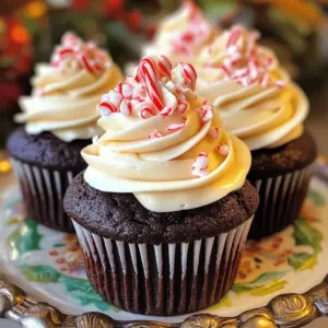 To make Bakery-Style Peppermint Chocolate Cupcakes, you need fresh ingredients that bring out great flavor. Here’s the list of what you need: - 1 ¾ cups all-purpose flour - ¾ cup unsweetened cocoa powder - 2 cups granulated sugar - 1 ½ teaspoons baking powder - 1 ½ teaspoons baking soda - 1 teaspoon salt - 2 large eggs, at room temperature - 1 cup whole milk, at room temperature - ½ cup vegetable oil - 2 teaspoons pure vanilla extract - 1 cup boiling water - 1 teaspoon peppermint extract - 1 cup semi-sweet or dark chocolate chips - 12 candy canes, crushed (for garnish) Each item plays a key role in your cupcakes. The all-purpose flour gives structure, while cocoa powder adds rich chocolate taste. Sugar sweetens and helps with texture. Baking powder and baking soda make your cupcakes rise. Salt enhances flavors and balances sweetness. Using room temperature eggs and milk helps the batter mix smoothly. The vegetable oil keeps the cupcakes moist, and vanilla extract gives a lovely aroma. Boiling water thins the batter, making it perfectly light. Peppermint extract adds that holiday spirit while chocolate chips give a tasty surprise. The crushed candy canes on top not only look festive but add a nice crunch. Make sure to gather these ingredients before you start baking. You’ll love how they come together to create delicious, bakery-style cupcakes! 1. Preheat your oven to 350°F (175°C). This step is key for even baking. 2. Line a standard cupcake pan with paper liners. This keeps your cupcakes from sticking. 3. In a large bowl, mix together the all-purpose flour, cocoa powder, sugar, baking powder, baking soda, and salt. 4. Sift this mix. Sifting helps remove lumps and combines the ingredients well. 5. Add the eggs, whole milk, vegetable oil, and vanilla extract. Beat at medium speed for about 2 minutes. It should look smooth and creamy. 6. Carefully stir in the boiling water. The batter will be thin, but that’s fine. 1. Gently fold in the peppermint extract and chocolate chips. This adds fun flavor and texture. 2. Fill each cupcake liner about ⅔ full with the batter. This gives room for the cupcakes to rise. 3. Bake for 18-20 minutes. Insert a toothpick into a cupcake; it should come out clean. 4. Remove the cupcakes from the oven and let them cool in the pan for 10 minutes. Then, move them to a wire rack to cool completely. 1. For the frosting, prepare a fluffy vanilla or peppermint buttercream. This adds sweetness and creaminess. 2. Pipe a generous swirl of frosting onto each cooled cupcake. Use a piping bag to make it look pretty. 3. Top with crushed candy canes. This adds a festive touch and extra crunch. Using room temperature ingredients is key. When eggs and milk warm up, they mix better. This helps the cupcakes rise and gives them a nice texture. Sifting your dry ingredients makes a big difference. It breaks up lumps and adds air. This step helps the cupcakes stay light and fluffy. For flour, measuring correctly is a must. Use a spoon to scoop flour into your measuring cup. Avoid packing it down. This way, your cupcakes won’t turn out too dense. A piping bag is your best friend for frosting. Fill it with your buttercream and twist the top to keep it closed. Squeeze gently to control the flow of frosting. Choosing the right tip makes your cupcakes look special. A star tip creates pretty swirls, while a round tip gives a classic look. Experiment with different tips to find your favorite style. You can try different peppermint extracts. Look for options like peppermint oil for a stronger flavor. Just remember, a little goes a long way! Adding more chocolate chips is a simple way to boost richness. Extra chips melt into the batter and create delicious pockets of chocolate. This makes each bite even better. {{image_4}} You can switch up the flavor of your peppermint chocolate cupcakes easily. - Dark chocolate version: Use dark cocoa powder instead of unsweetened cocoa. This gives a richer taste. You can also add dark chocolate chips for extra depth. - Vanilla peppermint cupcakes: Replace cocoa powder with extra flour. Add a bit more peppermint extract to keep the flavor strong. Top these with vanilla frosting for a sweet twist. You can also adjust the recipe for different diets. - Gluten-free options: Substitute all-purpose flour with a gluten-free blend. Make sure it has a good binding agent, like xanthan gum, for the best results. - Dairy-free alternatives for frosting: Use coconut cream or a dairy-free butter substitute. This way, you can enjoy the same fluffy texture without dairy. These cupcakes fit perfectly for different events. - Holiday-themed decorations: Use red and green sprinkles or edible glitter. This makes the cupcakes fun and festive for the holidays. - Special occasion adaptations: For birthdays, add colorful frosting and fun toppers. You can also use seasonal flavors like eggnog or pumpkin spice during fall and winter. These variations let you enjoy this recipe all year round! To keep your peppermint chocolate cupcakes fresh, store them in an airtight container. This will help keep them moist. You can place them at room temperature for up to three days. Make sure they are away from direct sunlight and heat. If you live in a warm area, consider refrigerating them. This will help preserve their taste and texture. When storing cupcakes in the fridge, keep them in a container to avoid drying out. They can last about a week in the refrigerator. It's important to note that refrigeration may change the texture slightly. Freezing is a great way to save your cupcakes for later. To freeze, first let them cool completely. Then, wrap each cupcake in plastic wrap. Place them in a freezer-safe bag or container. This keeps them fresh for up to three months. When you're ready to eat them, take the cupcakes out and let them thaw at room temperature. If you're in a hurry, you can use the microwave for a few seconds. Just be careful not to overheat them. This way, your cupcakes will taste just as good as when they were fresh! Yes, you can make these cupcakes in advance. Bake them a day or two before your event. Just store them in an airtight container at room temperature. This keeps them fresh and tasty. You can frost them right before serving for the best look and taste. To know if your cupcakes are done, use a toothpick. Insert it into the center of a cupcake. If it comes out clean, they are ready. If it has wet batter on it, bake for a few more minutes. It usually takes 18 to 20 minutes in the oven. Absolutely! You can use any frosting you like. Vanilla buttercream works great. Peppermint frosting adds extra flavor. Cream cheese frosting is also a delicious option. Get creative and choose your favorite! To crush candy canes, place them in a zip-top bag. Use a rolling pin to smash them into small pieces. You can also use a food processor for a finer crush. Just be careful not to turn them into powder. You don't need to refrigerate cupcakes with frosting if you eat them within a few days. Just keep them in a cool, dry place. If you plan to keep them longer, it’s best to refrigerate them. Just let them come back to room temperature before serving. These cupcakes are easy to make and full of flavor. We covered all ingredients, steps, and tips for perfect results. Keep your ingredients at room temperature and sift for lightness. Consider flavor variations and dietary needs to make these treats your own. Store them properly to enjoy later. With these simple guidelines, you'll have delightfully tasty cupcakes ready for any occasion.