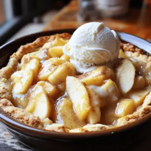 To make a delightful Old-Fashioned Apple Cobbler, gather the following ingredients: - Apples: 6 medium apples, such as Granny Smith or Honeycrisp, peeled, cored, and sliced - Sugar: 1 cup granulated sugar - Spices: - 1 teaspoon ground cinnamon - 1/4 teaspoon ground nutmeg - 1 tablespoon fresh lemon juice - Dry Ingredients: - 1 tablespoon all-purpose flour (for coating apples) - 1 cup all-purpose flour (for the crust) - 1/2 teaspoon baking powder - 1/4 teaspoon salt - Liquid Ingredients: - 1/4 cup whole milk - 1/2 cup unsalted butter, softened - 1 teaspoon pure vanilla extract I love using Granny Smith apples for their tartness. Honeycrisp also works well for its sweetness and crunch. You want a mix of flavors to make your cobbler pop. Cinnamon and nutmeg are key spices in this dish. They add warmth and depth, making each bite comforting and rich. A hint of lemon juice brightens the flavor, balancing the sweetness of the apples perfectly. The flour provides structure to the crust. Sugar sweetens the dish, while salt enhances all the flavors. Together, they create a base that holds the juicy apple filling and adds texture. Butter brings richness and a flaky texture to the crust. Milk adds moisture, while lemon juice gives a fresh zing. Each element works together to create a cobbler that is both delicious and satisfying. - Preheat Oven to 350°F (175°C) Start by setting your oven to 350°F (175°C). This step is key for a perfect bake. - Preparing the Apples for the Filling Take 6 medium apples, like Granny Smith or Honeycrisp. Peel, core, and slice them. This makes the apples tender and sweet. - Combining Apples with Sugar and Spices In a large bowl, mix the sliced apples with 1 cup of sugar, 1 teaspoon of cinnamon, and 1/4 teaspoon of nutmeg. Add 1 tablespoon of lemon juice and 1 tablespoon of flour. This helps the apples stay firm. Toss well until the apples are coated. - Transferring the Mixture to the Baking Dish Pour the apple mixture into a greased 9x13 inch baking dish. Spread it out evenly, so it cooks well. - Mixing Dry Ingredients and Butter In another bowl, combine 1 cup of flour, 1/2 teaspoon of baking powder, and 1/4 teaspoon of salt. Add 1/2 cup of softened butter. Use your fingers to mix until it looks like coarse crumbs. - Adding Milk and Vanilla Stir in 1/4 cup of milk and 1 teaspoon of vanilla extract. Mix until just combined. The batter should be thick but pourable. - Pouring the Crust Over Apples Carefully pour the cobbler batter over the apple mixture. Spread it gently to cover the apples. It’s okay if some apples peek through. - Baking Time and Temperature Place the dish in your preheated oven. Bake for 35-40 minutes. Keep an eye out for a golden brown top. A toothpick should come out clean when it's done. - Recommended Varieties for Cobbler: Use Granny Smith or Honeycrisp apples. They give a nice mix of sweet and tart. This balance keeps the cobbler bright and tasty. - Importance of Flavor Balance: A mix of sweet and tart apples adds depth. It makes each bite more enjoyable and complex. - Techniques for a Flaky Texture: Use cold butter and mix it lightly. This creates air pockets, making the crust flaky. You want to see bits of butter in the dough. - Avoiding Overmixing: Mix just until combined. Overmixing makes the crust tough. A gentle touch is key for a tender bite. - Additions like Ice Cream or Whipped Cream: Try serving warm cobbler with vanilla ice cream. The heat of the cobbler melts the ice cream, creating a creamy delight. Whipped cream is also a great choice for a lighter touch. - Garnishing Ideas for Presentation: Sprinkle some cinnamon on top for color and flavor. A few thin apple slices make it look pretty, too. Presentation matters when serving comfort food! {{image_4}} You can use many types of apples for your cobbler. Sweet apples like Honeycrisp provide a rich flavor. Tart apples like Granny Smith add a nice zing. Mixing sweet and tart apples can create a lovely balance. This mix makes each bite exciting. Depending on the season, you can find different apple types. In fall, fresh apples are everywhere. This is the perfect time to make apple cobbler. If you need a gluten-free option, don’t worry! You can still enjoy this dessert. Use a gluten-free all-purpose flour blend instead of regular flour. Make sure it has xanthan gum for better texture. Check labels for other ingredients, too. Some baking powders are not gluten-free. Always read labels to be safe. You can change the topping to make it your own. Oat toppings add a nice crunch. Simply mix oats with your crust for a hearty texture. You can also add chopped nuts like pecans or walnuts. This adds flavor and crunch. If you want to infuse different flavors, try almond extract or coconut. These can add a fun twist to your cobbler. Each variation makes the dish unique and fun. - Refrigeration Tips: Once the cobbler cools, cover it with plastic wrap. Place it in the fridge. It stays fresh for about 3-4 days. If you want to keep it longer, freezing is a great option. - Freezing for Future Enjoyment: To freeze, let the cobbler cool completely. Cut it into portions. Wrap each piece in foil or plastic wrap. Then, place them in a freezer-safe bag. The cobbler can last up to 3 months in the freezer. - Best Methods for Retaining Texture and Flavor: The best way to reheat the cobbler is in the oven. Preheat it to 350°F (175°C). Place the cobbler in an oven-safe dish. Cover it with foil to keep it moist. - Time and Temperature Recommendations: Heat for about 15-20 minutes. Check if it’s warm all the way through. If you want a crispy top, remove the foil for the last 5 minutes. Enjoy it warm, just like fresh! Yes, you can prepare the apple mixture and crust in advance. Store the apple filling in the fridge. The crust can also chill, which helps with texture. When ready to bake, simply layer the crust over the apple filling and bake as directed. This method saves time and lets flavors blend. Look for a golden brown top. You can also check the center. Insert a toothpick; it should come out clean. If the top looks brown but the center is wet, bake a bit longer. Trust your senses; the smell alone will hint at deliciousness. Using frozen apples is fine, but thaw them first. Drain excess moisture to avoid a soggy cobbler. You may want to add a bit more flour to the apple mix to help absorb extra liquid. This keeps the cobbler firm and tasty. This blog post detailed how to make a delicious apple cobbler. We covered ingredients, step-by-step instructions, and tips for the best result. You learned about apple selection and perfect crust techniques. We explored storage and reheating options to enjoy leftovers. In the end, baking a cobbler is fun and rewarding. With practice, you can create mouthwatering desserts. Enjoy experimenting with different flavors and toppings, making each cobbler unique. Happy baking!