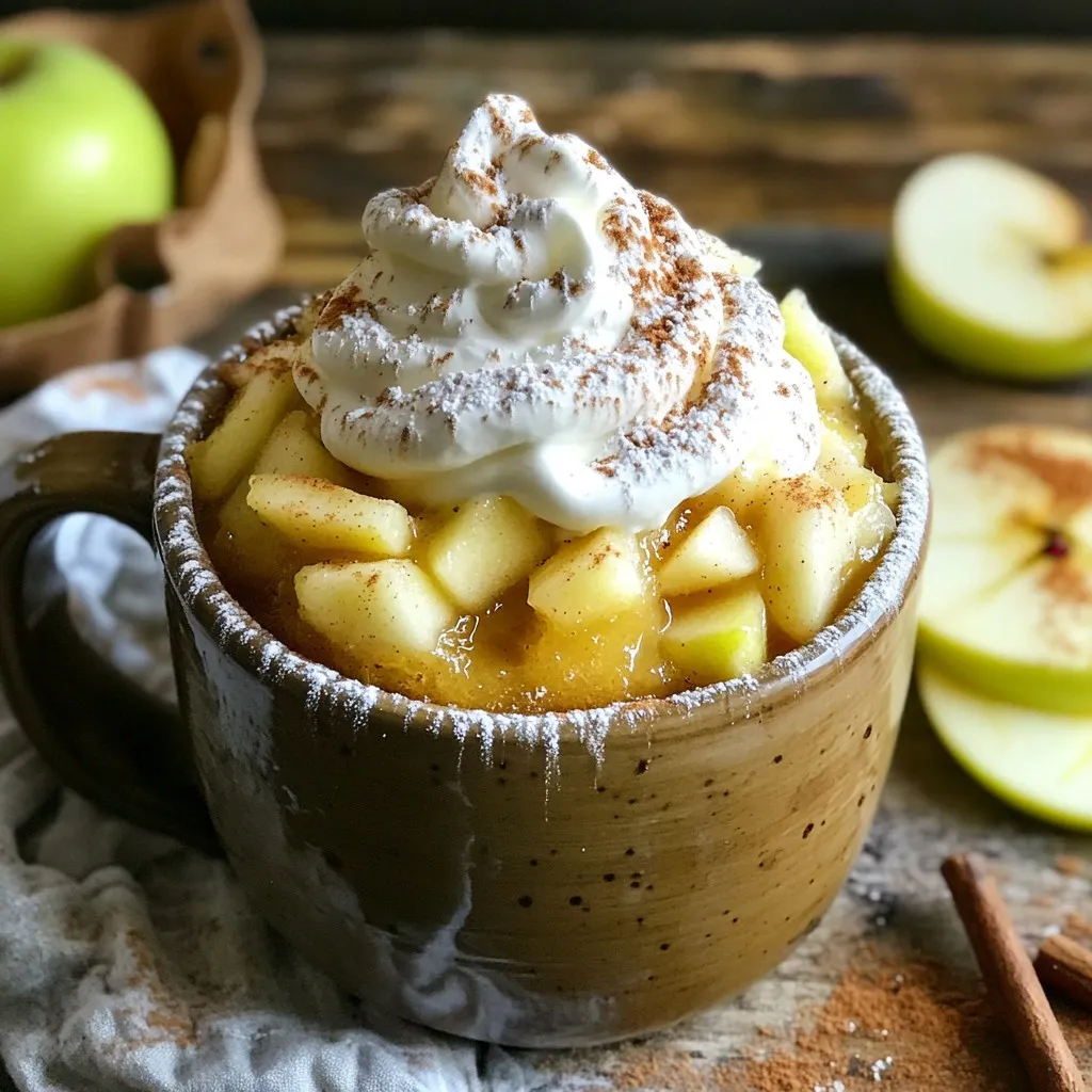 Irresistible Apple Cider Donut Mug Cake Recipe