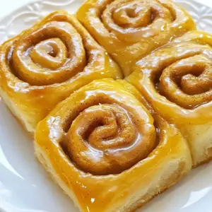 - 4 cups all-purpose flour - 1 packet active dry yeast - &frac12; cup granulated sugar - 1 teaspoon salt - 1 cup whole milk - ⅓ cup unsalted butter (melted) - 2 large eggs - ⅓ cup packed brown sugar - 2 tablespoons ground cinnamon - &frac12; cup unsalted butter (softened) - 1 cup powdered sugar - 2 tablespoons milk - &frac12; teaspoon vanilla extract The ingredients for these soft cinnamon rolls are simple and easy to find. The main dough needs flour, yeast, sugar, salt, milk, butter, and eggs. The filling combines brown sugar, cinnamon, and more butter for rich flavor. The glaze is just powdered sugar, milk, and vanilla extract. You may ask, why use these specific ingredients? Each one plays a key role. The flour gives structure. The yeast makes the rolls rise and fluff up. Sugar adds sweetness and helps with browning. Milk and butter add moisture and flavor. Eggs add richness and help bind everything together. For the filling, brown sugar brings a deep sweetness. Cinnamon adds that warm, cozy flavor everyone loves. Softened butter helps the sugar stick to the dough and adds to the rolls' softness. Finally, the glaze is all about that sweet finish. It adds a beautiful shine and a creamy texture to the rolls. These ingredients come together to create a treat that&rsquo;s soft, sweet, and utterly delightful. {{ingredient_image_2}} To start, find a large bowl. In this bowl, mix 1 cup of warm milk with &frac12; cup of sugar and 2 &frac14; teaspoons of active dry yeast. Stir gently. Then, let it sit for about 5 to 10 minutes. You want it to get all frothy and bubbly. This means the yeast is alive and ready to help your rolls rise. Next, add ⅓ cup of melted butter, 2 large eggs, and 1 teaspoon of salt to your yeast mix. Whisk these together until smooth. After this, begin adding 4 cups of all-purpose flour. Do this one cup at a time. Mix well after each cup until the dough starts to come together. When it feels soft, move it to a floured surface. Knead it for about 5 to 7 minutes. You want it to feel smooth and elastic. Now, shape your kneaded dough into a ball. Place it in a greased bowl. Cover this bowl with a damp cloth. Let the dough rise in a warm place for about 1 hour. It should double in size. After it rises, gently punch it down to release the air. Roll the dough into a big rectangle, about 16 by 24 inches. Spread &frac12; cup of softened butter evenly over it. Then, mix ⅓ cup of packed brown sugar with 2 tablespoons of ground cinnamon. Sprinkle this over the butter. Start from the long edge and roll the dough tightly into a log. Slice it into 12 equal pieces. Place the rolls into a greased baking dish. Cover them with a cloth again and let them rise for another 30 minutes. They should look puffy. Preheat your oven to 350&deg;F (175&deg;C). Bake the rolls for 20 to 25 minutes. They should be golden brown and cooked through. While the rolls bake, make the vanilla glaze. In a small bowl, mix 1 cup of powdered sugar, 2 tablespoons of milk, and &frac12; teaspoon of vanilla extract. Whisk until smooth. If the glaze is too thick, add a bit more milk. You want it to drizzle easily. When the rolls are done baking, take them out and let them cool for a few minutes. Then, drizzle the glaze over the warm rolls. For a nice touch, serve them on a decorative platter. You can add a light dusting of powdered sugar on top for extra flair. Enjoy the delightful smell as you dig in! Kneading the dough is key. Use your palms to push the dough away, then fold it back. Repeat this for about 5-7 minutes. The dough should feel smooth and elastic. It&rsquo;s ready when it springs back after you poke it. A well-risen dough is puffy and has doubled in size. Look for a soft texture that feels airy. If you poke it and it springs back, you're good to go. To get that golden brown, keep an eye on the rolls. Bake them at 350&deg;F for 20-25 minutes. They should look golden and feel firm but soft. If you overbake them, they may dry out. You can check for doneness by tapping the bottom of a roll. If it sounds hollow, it's done. If not, give it a few more minutes. For the glaze, mix the powdered sugar, milk, and vanilla extract well. You want it smooth and creamy. If it&rsquo;s too thick, add more milk a little at a time. To boost the flavor, consider adding a pinch of salt or a bit of lemon juice. This can brighten the taste and make it more exciting. Pro Tips Perfect Dough Temperature: Ensure your milk is warmed to around 110&deg;F (43&deg;C) to activate the yeast effectively, resulting in a light and fluffy roll. Knead with Care: Knead the dough until it is smooth and elastic, which usually takes about 5-7 minutes. This helps develop the gluten for a better rise. Avoid Overbaking: Keep an eye on your rolls while baking; they should turn golden brown but not overly dark to maintain a soft texture. Glaze While Warm: Drizzle the vanilla glaze over the rolls while they are still warm for optimal absorption and a delicious finish. {{image_4}} You can change the taste of your cinnamon rolls by adding some fun ingredients. Try mixing in nuts or raisins. Nuts like walnuts or pecans add a nice crunch. Raisins bring a sweet chewiness. You can even use a mix of both for an even more delightful treat. Consider using different spices, too. Instead of just cinnamon, try adding nutmeg or cardamom. Nutmeg gives a warm, earthy flavor. Cardamom adds a hint of sweetness and a floral note. Both spices will elevate your rolls to a new level. If you want a twist on the glaze, try cream cheese frosting. It&rsquo;s rich and tangy, making it a fantastic pairing with the sweet rolls. To make it, mix cream cheese, powdered sugar, milk, and a bit of vanilla. Spread this on your cooled rolls for a luscious topping. Another option is a lemon glaze. This adds a zesty kick that cuts through the sweetness. To make it, mix powdered sugar with lemon juice and a bit of milk. Drizzle it over the warm rolls for a refreshing finish. You can also make these rolls a bit healthier. Use whole wheat flour instead of all-purpose flour. This adds fiber and nutrients. The rolls may be a bit denser, but they will still taste great. Consider reducing the sugar content, too. You might use less granulated sugar in the dough or the filling. You can also swap some of the brown sugar with a sugar substitute if you prefer. These small changes can help you enjoy your cinnamon rolls a bit more guilt-free. To keep leftover cinnamon rolls fresh, use airtight containers. Place the rolls in one layer. If you stack them, add parchment paper between layers. This stops them from sticking together. Store them at room temperature for up to two days. If you need them for longer, the fridge works too. Just make sure to seal them well. You can freeze cinnamon rolls before or after baking. To freeze before baking, shape the rolls and place them in a pan. Cover them tightly with plastic wrap. Then, freeze for up to three months. To bake, let them thaw overnight in the fridge. Then, let them rise before baking. If you already baked the rolls, let them cool completely first. Wrap them in plastic wrap and then in foil. Freeze for up to three months. To reheat, unwrap and place them in a warm oven for about 10 minutes. Cinnamon rolls stay fresh in the fridge for up to a week. Keep them in an airtight container. Always check for mold or an off smell. If you see either, it's time to toss them. A good roll should smell sweet and have a soft texture. If they feel hard or dry, they are no longer good. You can use instant yeast or fresh yeast. Instant yeast does not need to be activated. Just mix it into the dry ingredients. Fresh yeast is another option. Use about 0.6 ounces for each packet of active dry yeast. Yes, you can prepare these cinnamon rolls overnight. After you shape the rolls, place them in the baking dish. Cover them tightly with plastic wrap and refrigerate. In the morning, let them rise at room temperature for about 30 minutes before baking. To keep your rolls soft, store them in an airtight container. You can also place a slice of bread in the container. This slice helps keep the rolls moist. Avoid leaving them out in the open air, as they will dry out quickly. Yes, you can make the dough by hand. Mix the wet ingredients in a bowl. Gradually add the flour, mixing with a wooden spoon. Knead the dough for about 8-10 minutes on a floured surface until it is smooth. To reheat rolls, use your microwave. Place a roll on a microwave-safe plate and cover it with a damp paper towel. Heat for about 15-20 seconds. You can also reheat in the oven at 350&deg;F. Wrap them in foil to avoid drying out. To make these rolls vegan, replace the eggs with flax eggs. Combine 1 tablespoon of ground flaxseed with 2.5 tablespoons of water for each egg. Use plant-based milk instead of whole milk. You can also replace butter with coconut oil or vegan butter. You now have all the elements to create amazing cinnamon rolls. We covered the key ingredients, step-by-step instructions, and expert tips. Remember to master your dough and glaze for the best results. You can try different flavors or healthier options to suit your taste. Storing leftovers and reheating them correctly ensures you enjoy these treats longer. With these insights, you're ready to bake cinnamon rolls that impress. Enjoy the process and the delicious rewards!