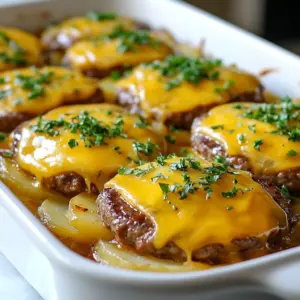 What makes Amish Hamburger Steak Bake so special? It&rsquo;s a warm dish that fills you up and brings comfort. This recipe uses simple, fresh ingredients that blend well together. - 1 pound ground beef - 1 medium onion, finely chopped - 2 cloves garlic, minced - 1 cup breadcrumbs (fresh or dried) - 1 egg, lightly beaten - 1 teaspoon Worcestershire sauce - Salt and black pepper, to taste - 4 medium-sized potatoes, thinly sliced - 1 cup rich beef broth - 1 cup shredded sharp cheddar cheese - 1 tablespoon fresh parsley, chopped (for garnish) Start by preheating your oven to 375&deg;F. This helps cook everything evenly. In a bowl, mix the ground beef, onion, garlic, breadcrumbs, egg, Worcestershire sauce, salt, and pepper. Next, shape this mix into four oval patties. They should be about 1 inch thick. Now, heat a skillet over medium heat and add some oil. Once hot, sear each patty for about 4 minutes on both sides. They don&rsquo;t need to be fully cooked yet. In a greased baking dish, lay half of the sliced potatoes. Sprinkle a little salt and pepper on top. Place the browned patties on this layer. Now, add the rest of the potatoes on top of the patties, again seasoning lightly. Pour the beef broth over the entire dish. This broth keeps the potatoes moist while baking. Cover the dish with aluminum foil and bake for 45 minutes. This time allows the flavors to blend. After 45 minutes, take off the foil and sprinkle the cheddar cheese on top. Bake it again for 15 minutes. The cheese should melt and the potatoes will be fork-tender. When it&rsquo;s done, let it cool for a few minutes. Garnish with parsley right before serving. This dish is best served warm and can pair well with vegetables or a salad. Enjoy the hearty flavors that come from this simple, yet delightful, meal! {{ingredient_image_2}} I cannot summarize specific blog post outlines without the details. However, let's recap a general structure. We explored key points about the topic, detailing its importance and impact. We covered practical tips and insights to help you understand and engage with this subject better. It's crucial to apply what you've learned. Using this knowledge can lead to positive change and improved outcomes. Keep exploring, and don't hesitate to revisit the core messages. Your journey in this topic matters.