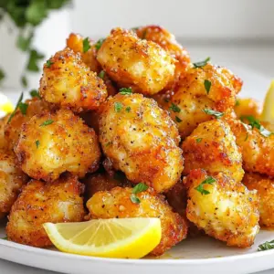 - 1 lb boneless, skinless chicken breasts - 2 tablespoons extra virgin olive oil - Freshly grated lemon zest - 1 tablespoon freshly squeezed lemon juice - 1 teaspoon garlic powder - 1 teaspoon onion powder - 1 teaspoon freshly ground black pepper - 1 teaspoon kosher salt - 1 teaspoon smoked paprika - Fresh parsley, finely chopped - Additional lemon wedges The key to making tasty Air Fryer Lemon Pepper Chicken Bites is using fresh ingredients. You start with one pound of boneless, skinless chicken breasts. Cut them into small cubes for easy cooking and eating. Next, grab your olive oil. You will need two tablespoons. This helps keep the chicken moist and adds flavor. Now, the best part: lemon zest! Grate some fresh lemon zest to add brightness to the dish. The zest will make your chicken pop with flavor. For the seasonings, you want to add one tablespoon of freshly squeezed lemon juice. This gives a tangy taste. Then, add garlic powder and onion powder for depth. Don&rsquo;t forget the black pepper and kosher salt to enhance the taste. Finally, add smoked paprika for a little warmth and color. You can also make your dish look pretty! Use fresh parsley as a garnish. It adds a nice touch and a burst of color. You can also add extra lemon wedges for a fresh squeeze right before eating. This simple mix of ingredients will turn into juicy, tasty chicken bites in your air fryer! {{ingredient_image_2}} Start by whisking together the olive oil, lemon zest, and lemon juice. This mix will create a bright, zesty flavor. Next, add in garlic powder, onion powder, black pepper, salt, and smoked paprika. This blend of spices brings depth to your chicken bites. Whisk until smooth and well-blended. A good marinade is the key to juicy chicken. Now, take your bite-sized chicken pieces and coat them in the marinade. Make sure each piece gets fully covered. For the best flavor, I recommend marinating for at least 15 minutes. If you have time, let it sit for up to 2 hours in the fridge. The longer it marinates, the more flavor it absorbs. Preheat your air fryer to 400&deg;F (200&deg;C) for about 5 minutes. This step is crucial for even cooking. Once preheated, carefully arrange the marinated chicken bites in a single layer in the basket. Avoid overcrowding; this helps them crisp up nicely. Cook the chicken at 400&deg;F (200&deg;C) for 10-12 minutes. Shake the basket halfway through for even browning. To check if it&rsquo;s done, the internal temperature should read 165&deg;F (75&deg;C). When ready, let the chicken rest for 2-3 minutes. This resting time keeps it juicy. Finally, sprinkle with fresh parsley for a touch of color and flavor. Enjoy your tasty chicken bites! Marinating chicken is key for great flavor. I recommend marinating for at least 15 minutes. However, for the best results, let it sit for up to 2 hours in the fridge. This helps the chicken absorb all the tasty lemon and spices. After cooking, let the chicken rest for 2-3 minutes. This step keeps the juices inside, making each bite tender and juicy. To get that perfect crisp on your chicken bites, avoid overcrowding the air fryer basket. This allows hot air to circulate around each piece, ensuring even cooking. When you cook in batches, each bite turns out golden and crispy. Remember to shake the basket halfway through cooking. This simple tip helps brown the chicken evenly and prevents sticking. Checking doneness is easy with a meat thermometer. The chicken should reach an internal temperature of 165&deg;F (75&deg;C). If your air fryer model runs hot or cold, you may need to adjust cooking times. Start with 10-12 minutes at 400&deg;F (200&deg;C) and check for doneness. Each air fryer can vary a bit, so trust your thermometer for the best results. Pro Tips Marinate Longer for More Flavor: For the best flavor, marinate the chicken for at least 2 hours in the refrigerator. This allows the spices and lemon to penetrate the chicken thoroughly. Don&rsquo;t Overcrowd the Air Fryer: Arrange the chicken pieces in a single layer and avoid overcrowding to ensure they cook evenly and become crispy. Use a Meat Thermometer: Always check the internal temperature of the chicken to ensure it reaches 165&deg;F (75&deg;C) for safe consumption and optimal juiciness. Experiment with Seasonings: Feel free to customize the spices by adding your favorite herbs or spices, like thyme or cayenne pepper, to create a unique flavor profile. {{image_4}} Want to give your chicken a kick? Add cayenne pepper or your favorite hot sauce. Just a little can turn up the heat. Mix it into the marinade with the other spices. You can adjust the spice level to suit your taste. This spicy version pairs well with cooling dips like yogurt or ranch. Fresh herbs can add great flavor. Try adding thyme or rosemary to the marinade. Chop the herbs finely and mix them in with the other ingredients. They add a nice aroma and taste. You can even switch up the herbs based on what you have. Basil or oregano also work well. Don&rsquo;t have chicken? Use shrimp or tofu instead. Shrimp cooks quickly and will soak up the lemon flavor. Just adjust the cooking time to about 6-8 minutes. Tofu is a great choice for a plant-based meal. Press it to remove excess water, then marinate it the same way. Both options are tasty and fun to try! To keep your air fryer lemon pepper chicken bites fresh, store them in an airtight container. Place them in the fridge within two hours of cooking. They will stay good for up to three days. Make sure the container is sealed tightly. This helps prevent drying out and keeps flavors intact. To reheat the chicken bites, use your air fryer again. Set it to 350&deg;F (175&deg;C). Heat for about 5-7 minutes. This method keeps them crispy and juicy. You can also use a microwave, but the texture may suffer. If using a microwave, heat in short bursts. Check every 30 seconds to avoid overheating. If you want to save some for later, freezing is a great choice. Allow the chicken bites to cool completely. Then, place them in a freezer-safe bag or container. Remove as much air as possible to prevent freezer burn. They can be frozen for up to three months. To thaw, leave them in the fridge overnight. Reheat them in the air fryer for the best results. The best air fryer temperature for chicken is 400&deg;F (200&deg;C). This temperature helps the chicken cook quickly and evenly. It also gives the chicken a nice golden color. Preheat your air fryer for about five minutes at this temperature before adding your chicken bites. Yes, you can use frozen chicken, but you need to make changes. First, you should thaw the chicken completely before marinating. Try to plan ahead and let it sit in the fridge overnight. If you do not have time to thaw, you can cook it from frozen. Just increase the cooking time by 5-7 minutes. Always check the internal temperature to ensure it&rsquo;s safe to eat. To know when chicken is fully cooked, check the internal temperature. The chicken should reach 165&deg;F (75&deg;C) in the thickest part. Using a meat thermometer is the best way to check. This ensures the chicken is safe to eat and remains juicy. If the chicken is not done, air fry it for a few more minutes. This blog post covered how to make flavorful air fryer chicken. We explored the ingredients, marinating process, and key steps for cooking. I shared tips for juicy, crispy results and even variations for spice lovers. Proper storage and reheating methods are crucial for enjoying leftovers. Remember, using the air fryer makes this dish quick and easy. Enjoy experimenting with flavors to find your favorite twist on this recipe. Happy cooking!