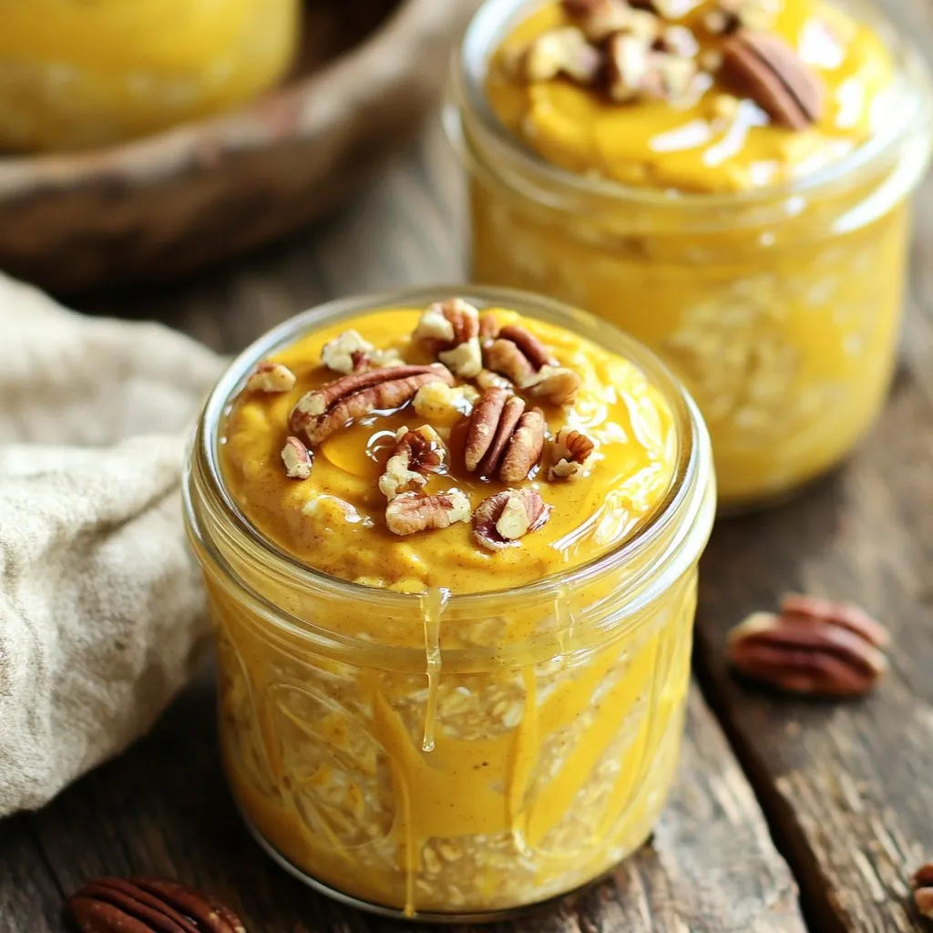 Protein Pumpkin Pie Overnight Oats Nutritious Delight