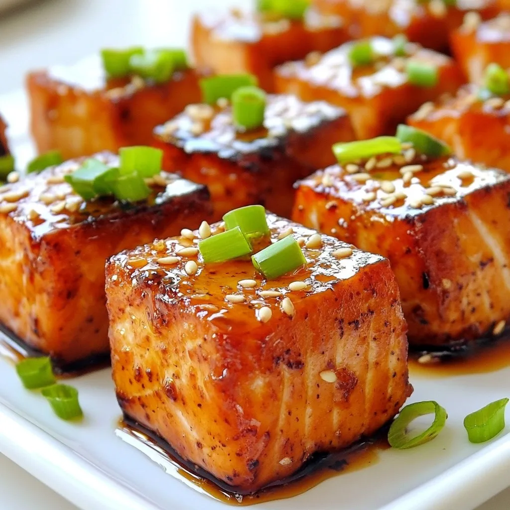 Air Fryer Teriyaki Salmon Bites Easy Weeknight Meal