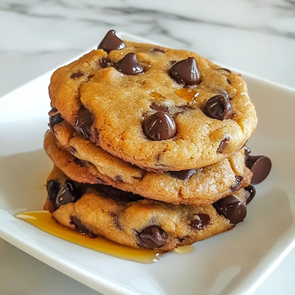 To make Greek Yogurt Protein Cookies, gather these simple ingredients: - 1 cup rolled oats - 1/2 cup almond flour - 1/4 cup protein powder (vanilla or unflavored) - 1/2 teaspoon baking soda - 1/4 teaspoon salt - 1/2 teaspoon ground cinnamon - 1/4 cup honey or maple syrup - 1/2 cup plain Greek yogurt (full-fat or low-fat) - 1/4 cup almond butter (or any nut butter of your choice) - 1 teaspoon vanilla extract - 1/3 cup dark chocolate chips (optional) These ingredients create a tasty treat packed with protein. The rolled oats and almond flour give it a hearty base. The Greek yogurt adds moisture and protein, while the nut butter enhances flavor and texture. You can choose dark chocolate chips for a sweet touch. Using honey or maple syrup adds natural sweetness. Feel free to mix and match flavors based on what you have at home! {{ingredient_image_2}} 1. Preheat your oven to 350°F (180°C). This makes sure your cookies bake evenly. 2. Prepare a baking sheet by lining it with parchment paper. This helps prevent sticking. 3. In a large bowl, combine the dry ingredients: rolled oats, almond flour, protein powder, baking soda, salt, and cinnamon. Mix them well with a spoon. 1. In another bowl, blend the wet ingredients: honey or maple syrup, Greek yogurt, almond butter, and vanilla extract. Whisk until smooth. 2. Next, gently pour the wet mixture into the dry ingredients. Stir just until combined. Be careful not to over-mix. 3. If you like, fold in the dark chocolate chips for extra flavor. 1. Use a tablespoon to scoop out dough. Roll each scoop into a small ball. 2. Place the balls on the prepared baking sheet, leaving space between each one. Flatten each ball slightly; they won’t spread while baking. 3. Bake the cookies for about 10-12 minutes. Look for lightly golden edges. 4. After baking, let the cookies cool on the sheet for 5 minutes. Then move them to a wire rack to cool completely. To get the right texture, use full-fat Greek yogurt. It adds creaminess and moisture. If you prefer a lighter cookie, low-fat yogurt works well too. Mix your dry ingredients well before adding wet ones. This helps all the flavors blend. Be careful not to over-mix when you combine the wet and dry mixtures. Stir just until you see no dry flour. Your cookies will be softer and fluffier this way. If you want to change nut butters, use peanut or cashew butter. Each adds a unique taste. You can also try sun butter for a nut-free option. For extra flavor, add in some chopped nuts or dried fruit like cranberries. Dark chocolate chips are great, but you can also use white chocolate or butterscotch chips. Greek yogurt is rich in protein. Each cookie packs a good protein punch, keeping you full longer. It also contains probiotics. These are good for your gut health and help with digestion. Enjoying these cookies can be a tasty way to boost your health! Pro Tips Use Old-Fashioned Oats: For the best texture, opt for old-fashioned rolled oats instead of quick oats. They provide a chewier bite and hold up better in the baking process. Chill the Dough: For a firmer dough that’s easier to handle, consider chilling it in the refrigerator for about 30 minutes before scooping and baking. Flavor Variations: Feel free to add mix-ins like chopped nuts, dried fruits, or even spices such as nutmeg for different flavor profiles to suit your taste. Storage Tips: Store the cookies in an airtight container at room temperature for up to a week, or freeze them for longer freshness—just thaw before enjoying! {{image_4}} If you need a gluten-free treat, you can swap almond flour for other gluten-free flours. Options like oat flour or coconut flour work well. Just keep in mind that using different flours can change the texture. You may need to adjust the liquid to make the dough perfect. To make these cookies vegan, replace honey with maple syrup. This swap gives the cookies a nice sweetness. You can also substitute almond butter with any nut butter or seed butter you like. This keeps the recipe plant-based and tasty. You can jazz up your cookies with fun add-ins. Try adding chopped nuts, dried fruit, or fresh berries. For toppings, consider drizzling melted dark chocolate or adding a sprinkle of sea salt. These little changes make each cookie special and full of flavor. To keep your Greek yogurt protein cookies fresh, place them in an airtight container. Line the container with parchment paper to avoid sticking. This helps keep moisture in and prevents them from getting hard. Store the cookies at room temperature for up to five days. If you want them to last longer, consider refrigeration. This method can help maintain their texture and flavor. Freezing these cookies is a great option for later enjoyment. First, let the cookies cool completely. Then, place them in a single layer on a baking sheet. Freeze them for about one hour. Once frozen, transfer the cookies to a freezer-safe bag or container. Be sure to remove as much air as possible. They can stay frozen for up to three months. When you're ready to eat, thaw them in the fridge or at room temperature. These cookies stay good at room temperature for about five days. If you store them in the fridge, they can last up to a week. But freezing gives you the longest shelf life. Just remember, the sooner you enjoy them, the better the taste and texture will be! Can I use non-dairy yogurt? Yes, you can use non-dairy yogurt. Choose a thick, unsweetened option. This change keeps the texture and taste close to the original recipe. Look for soy, almond, or coconut yogurt. Each will add a unique flavor and keep your cookies moist. How do I make cookies softer or chewier? To make your cookies softer, use more almond butter. You can also add an extra tablespoon of honey or maple syrup. Both changes help keep the moisture in. For chewier cookies, bake them for a shorter time, about 10 minutes. What can I substitute for protein powder? If you don’t have protein powder, try using ground oats or more almond flour. You can also use powdered peanut butter for flavor. Just remember that these substitutes may change the cookie's texture a bit. Adjust the wet ingredients if needed to keep it balanced. You now have a complete guide to baking healthy cookies. We covered ingredients that boost flavor and nutrition. You learned about preparation steps and mixing methods to get the right dough. I shared tips to enhance taste and ensure great texture. You can even explore gluten-free and vegan options. With proper storage tips, you’ll keep your cookies fresh longer. Use this recipe to enjoy good treats without guilt. Happy baking!