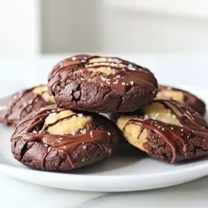 - 1 cup all-purpose flour - &frac14; cup unsweetened cocoa powder - &frac12; teaspoon baking soda - &frac14; teaspoon salt - &frac12; cup unsalted butter, melted - 1 cup brown sugar, packed tightly - 1 large egg, at room temperature - 1 teaspoon pure vanilla extract - &frac12; cup semi-sweet chocolate chips - &frac12; cup walnuts, chopped (optional) - &frac12; cup cookie dough (store-bought or homemade for added flavor) Gathering the right ingredients is key to making fudgy brookie cookies. I love using high-quality cocoa powder for a rich flavor. The unsalted butter adds creaminess that makes these cookies melt in your mouth. The brown sugar gives them a nice chewy texture. You can mix in chocolate chips and walnuts for extra crunch. If you want to be creative, try adding cookie dough on top. It adds a special bite that everyone loves. Using room temperature eggs helps the mixture blend well. These ingredients work together to create a delicious treat. Each bite has a balance of fudgy brownie and cookie goodness. This recipe is simple, and the result is always a hit. {{ingredient_image_2}} - Preheat the oven to 350&deg;F (175&deg;C). - Line a baking sheet with parchment paper. - In a medium bowl, whisk together: - 1 cup all-purpose flour - &frac14; cup unsweetened cocoa powder - &frac12; teaspoon baking soda - &frac14; teaspoon salt - In another bowl, combine: - &frac12; cup unsalted butter, melted - 1 cup brown sugar, packed tightly Stir until smooth and creamy. - Add: - 1 large egg - 1 teaspoon pure vanilla extract to the butter-sugar mix. - Mix well until fully combined. - Gently fold the dry ingredients into the wet mix. Be careful not to overmix; this keeps the cookies fudgy. - Fold in: - &frac12; cup semi-sweet chocolate chips - &frac12; cup walnuts, chopped (optional). - Scoop brownie batter onto the lined baking sheet. - Leave about 2 inches between each scoop. - Flatten the cookie dough slightly and place it on top of each brownie scoop. - Press down gently to help it stick. - Bake for 12-15 minutes. Check for gooey centers; they should be slightly underbaked. - Let cookies cool on the baking sheet for 5 minutes. - Then transfer them to a wire rack to cool completely. To get that rich, fudgy texture, skip overmixing. When you mix the wet and dry ingredients, do it gently. This keeps the cookies soft and gooey. Bake them for 12 to 15 minutes. The edges should look set, but the center should stay soft. If they look underbaked, that&rsquo;s perfect! Make your brookies look stunning by drizzling warm melted chocolate on top. This adds a rich shine. For an extra touch, sprinkle some flaky sea salt on top. The salt balances the sweetness and adds flavor. Use sturdy baking sheets lined with parchment paper. This helps the cookies come off easily. A medium bowl is great for mixing. Use measuring cups for accurate amounts. You&rsquo;ll want a large spoon for scooping the batter, too! These tools make baking easier and more fun. Pro Tips Use Room Temperature Ingredients: Make sure your egg is at room temperature to help the batter blend more smoothly, resulting in a better texture. Don't Overmix: Gently fold the dry ingredients into the wet ingredients. Overmixing can lead to tougher cookies, while gentle mixing ensures a fudgy texture. Chill the Dough: If time allows, chill your cookie dough for 30 minutes before scooping. This helps the cookies maintain their shape while baking. Experiment with Mix-ins: Feel free to swap out walnuts for your favorite nuts or add in other ingredients like dried fruits or different types of chocolate for a unique flavor twist. {{image_4}} You can make your fudgy brookie cookies even more fun by changing the flavors. Try using different chocolate chips. You can mix in milk chocolate chips for a sweeter taste. Dark chocolate chips add a richer flavor. Adding flavored extracts is another great way to switch things up. A touch of mint extract gives a fresh twist. Almond extract adds a warm, nutty flavor. If you need a gluten-free version, swap the all-purpose flour for a gluten-free blend. Many brands work well in cookies. Check the package for the best results. For a vegan option, use plant-based butter instead of regular butter. You can replace the egg with a flaxseed meal mixture. Mix one tablespoon of flaxseed with three tablespoons of water. Let it sit for five minutes to thicken. You can change the texture by adding oats. They make the cookies chewier and add a nice bite. Just mix in about half a cup of rolled oats. If you want to add some crunch, try swapping nuts for other mix-ins. You can use shredded coconut or dried fruit like cherries or cranberries. This gives a sweet and chewy surprise in every bite. To keep your fudgy brookie cookies fresh, place them in an airtight container. This helps prevent air from making them hard. You can use glass or plastic containers. If you stack them, add parchment paper between layers. This will keep them from sticking together. To freeze your delicious brookies, first, let them cool completely. Once cooled, arrange them in a single layer on a baking sheet. Freeze for about one hour. After that, place them in a freezer bag. Squeeze out as much air as you can before sealing. To reheat, take out a cookie and let it sit at room temperature for 10 minutes. Then, warm it in the oven at 350&deg;F for about 5 minutes. This will bring back that gooey center. Fudgy brookie cookies stay fresh for about one week at room temperature. Keep them stored properly to enjoy them longer. If you see any signs of dryness or hard edges, they have likely gone stale. Trust your taste buds; if they don&rsquo;t taste right, it&rsquo;s best to toss them. To make your cookies less dry, adjust the butter and sugar. Use more butter or sugar to add moisture. You can also try adding an extra egg yolk. This will make them richer and fudgier. Avoid overbaking, too. Bake just until the edges set, keeping the center soft. Yes, you can use different flours. Almond flour adds a nutty taste and makes them moist. Coconut flour can work too but use less. It absorbs more liquid, so adjust the other wet ingredients. Each flour changes texture slightly, so experiment to find your favorite. You can make these cookies gluten-free. Use a good gluten-free flour blend in place of all-purpose flour. Make sure the chocolate chips also are gluten-free. This will keep the flavors and texture close to the original. Enjoy your tasty treat without worry! In this guide, we covered how to make delicious fudgy brookie cookies. We explored essential ingredients, step-by-step instructions, and tips for perfect texture. Remember to avoid overmixing and check for gooey centers. You can even add your favorite flavors or dietary swaps. These cookies are easy to store and freeze, too. Try these variations to keep things fun. Enjoy every bite of your sweet creation!