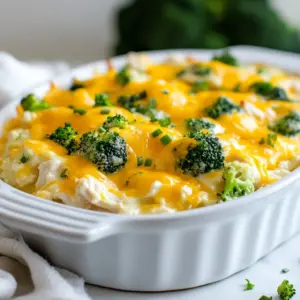 - 2 cups cooked chicken, shredded - 1 cup cauliflower florets, steamed until tender - 1 cup broccoli florets, steamed until bright green - 1 cup heavy cream - 1 cup shredded sharp cheddar cheese, divided - 1/2 cup cream cheese, softened at room temperature - 1 teaspoon garlic powder - 1 teaspoon onion powder - 1/2 teaspoon dried thyme - 1/2 teaspoon salt - 1/4 teaspoon freshly ground black pepper - 1/4 cup green onions, finely chopped (for garnish) - 1/4 cup almond flour (for crunchy topping) This dish packs a punch in flavor while keeping carbs low. The chicken provides lean protein, which supports muscle health. The cauliflower and broccoli add fiber, vitamins, and minerals. Heavy cream and cream cheese contribute rich texture and flavor without carbs. The almond flour topping gives a nice crunch, also low in carbs. - Chicken: Use turkey or tofu for a different protein option. - Heavy Cream: Coconut milk can work for a dairy-free version. - Sharp Cheddar Cheese: Try mozzarella or a dairy-free cheese option. - Almond Flour: Use crushed pork rinds for a different crunchy topping. - Green Onions: Chives or parsley can offer a fresh garnish. These substitutions can help tailor the casserole to suit your taste and dietary needs. {{ingredient_image_2}} To start, gather your ingredients. You will need: - 2 cups cooked chicken, shredded - 1 cup cauliflower florets, steamed until tender - 1 cup broccoli florets, steamed until bright green - 1 cup heavy cream - 1 cup shredded sharp cheddar cheese, divided - 1/2 cup cream cheese, softened at room temperature - 1 teaspoon garlic powder - 1 teaspoon onion powder - 1/2 teaspoon dried thyme - 1/2 teaspoon salt - 1/4 teaspoon freshly ground black pepper - 1/4 cup green onions, finely chopped (for garnish) - 1/4 cup almond flour (for crunchy topping) First, I recommend steaming the cauliflower and broccoli. This step makes them tender and brightens their colors. After cooking, let them cool a bit. Then, shred your cooked chicken into bite-sized pieces. It helps to use leftover chicken for a quick meal. Next, take a large mixing bowl. Add the shredded chicken, steamed cauliflower, and broccoli. Toss them gently. This step ensures each bite has a mix of chicken and veggies. In a separate bowl, whisk together the heavy cream, softened cream cheese, garlic powder, onion powder, thyme, salt, and black pepper. Mix until smooth. This creamy mix is the heart of your casserole. Pour this sauce over the chicken and veggies. Stir well, making sure everything gets coated in the creamy goodness. Now, it's time to bake. Preheat your oven to 350&deg;F (175&deg;C). Grease a 9x13 inch casserole dish. Carefully transfer the creamy mixture into the dish. Spread it out evenly. In a small bowl, combine the almond flour with half of the shredded cheddar cheese. Mix well. Sprinkle this blend over the top for a crunchy layer. Then add the remaining cheddar cheese on top. This will create a cheesy crust that everyone loves. Place your dish in the preheated oven. Bake for about 25-30 minutes. Look for a bubbly casserole with a golden brown top. When it&rsquo;s done, take it out and let it cool for about 5 minutes. Before serving, sprinkle chopped green onions on top for a fresh touch. To get that perfect creamy texture, use both heavy cream and cream cheese. These two ingredients combine well to give a rich, smooth sauce. Always let the cream cheese soften before mixing. This helps it blend easily. If you want it creamier, add more heavy cream. Just be careful not to make it too runny. For extra flavor, consider adding fresh herbs like parsley or basil. You can also swap the garlic powder for fresh minced garlic for a stronger taste. Adding a splash of lemon juice can brighten the dish too. Don't forget to taste as you go! Adjust the salt and pepper to your liking. When serving, dish out individual portions for a nice presentation. Top each serving with extra green onions for color. Pair this casserole with a simple side salad for a fresh touch. You can also serve it with some low-carb bread for a complete meal. Enjoy your tasty creation! Pro Tips Use Rotisserie Chicken: For a quicker prep time, consider using store-bought rotisserie chicken. It saves time and adds flavor. Vegetable Variations: Feel free to swap in other low-carb vegetables like zucchini or spinach for added nutrition and flavor. Cheese Options: Experiment with different cheese varieties, such as mozzarella or pepper jack, for a unique taste. Make Ahead: This casserole can be prepared ahead of time and stored in the fridge. Just bake it when you're ready to serve! {{image_4}} You can change up your casserole by adding different veggies. Try spinach for a pop of green. Zucchini adds moisture and a nice texture. You might also like bell peppers for a sweet crunch. Just make sure to steam them first. This keeps them tender and tasty when you bake. Spices can really change the flavor of your casserole. For a kick, add some paprika or cayenne pepper. A bit of cumin can give it a warm, earthy taste. If you love herbs, mix in some fresh basil or parsley. These changes can help you enjoy the dish in new ways. If you want to switch up the protein, consider using turkey or beef. Both work well in this dish. You can also use tofu for a vegetarian option. Just be sure to cook it slightly before mixing it in. These changes keep the dish exciting and tasty for everyone. To store leftover casserole, cool the dish first. Transfer it into an airtight container. Make sure to cover it tightly to keep it fresh. You can store it in the fridge for up to three days. Label your container with the date for easy tracking. For long-term storage, freezing is a great option. Cut the casserole into individual portions. Wrap each portion tightly in plastic wrap. Then, place them in a freezer-safe bag or container. This helps prevent freezer burn. The casserole can last up to three months in the freezer. Always label your bags with the date and contents. When reheating your casserole, use a lower heat setting. Preheat your oven to 350&deg;F (175&deg;C). Place the casserole in an oven-safe dish. Cover it with foil to keep moisture in. Bake for about 20 minutes or until heated through. For an extra creamy texture, add a splash of heavy cream before reheating. Enjoy your meal just as tasty as when you first made it! You can serve this casserole with a simple side salad. A fresh green salad pairs well. You might also enjoy it with roasted vegetables. Zucchini and bell peppers work nicely. If you want some crunch, try serving with sliced cucumbers. You can also add a dollop of sour cream for extra creaminess. This dish stands alone but adds variety with these sides. Yes, fresh vegetables are great in this casserole. Using fresh cauliflower and broccoli gives a crisp texture. Just make sure to steam them until tender, like the frozen ones. This may take a bit longer, but it&rsquo;s worth it. Fresh veggies bring bright flavors and nutrients to the dish. You can also use other fresh vegetables you love. Carrots or green beans are good choices too. Absolutely! This casserole is perfect for meal prep. You can make it ahead of time and store it in the fridge. Just bake it, then cool it before covering. Keep it in an airtight container for up to four days. When you're ready to eat, you can reheat it easily. Just warm it in the oven or microwave. It tastes just as good after storing. This makes it a smart choice for busy weeks. You learned how to make a tasty low-carb creamy chicken casserole. We covered the key ingredients, their nutrition, and substitutes. I walked you through the steps, from prepping to baking. I shared tips for a perfect creamy texture and ways to add flavor. You can easily change the recipe with different veggies and proteins. Lastly, I explained how to store and reheat leftovers. Enjoy making and sharing this comforting dish!