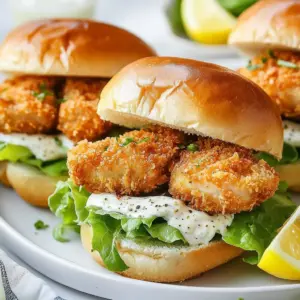 - Chicken breasts - Buttermilk - Panko breadcrumbs - Parmesan cheese - Seasonings (garlic powder, onion powder, salt, pepper) - Sandwich rolls - Romaine lettuce - Caesar dressing - Garnishes (black pepper, lemon wedges) You need the right mix of tasty items to make Crispy Chicken Caesar Sandwiches. Start with chicken breasts. They provide a juicy base. Next, grab buttermilk. Soaking the chicken in buttermilk makes it tender. For crunch, use panko breadcrumbs. They give a nice, crispy texture. Don't forget Parmesan cheese. It adds rich flavor to your breading. You will also need seasonings. Garlic powder and onion powder bring depth. Salt and pepper add warmth. For the sandwich, choose soft sandwich rolls. They hold everything together. Add some romaine lettuce for crunch and freshness. You can use Caesar dressing for that classic taste. Finally, use garnishes like black pepper and lemon wedges. They brighten up each bite. These ingredients come together to make a fantastic lunch. Enjoy mixing and matching flavors! {{ingredient_image_2}} Start by cutting the chicken breasts in half. This makes them thinner and helps them cook faster. Place the chicken fillets in a bowl and add the buttermilk. Make sure the chicken is fully covered. Cover the bowl and refrigerate for at least one hour. You can also marinate it overnight for extra flavor. In a shallow dish, mix the panko breadcrumbs with the grated Parmesan cheese. Add the garlic powder, onion powder, and a pinch of salt and pepper. Stir well to ensure all the seasonings are evenly blended. This mix will give your chicken a nice, crunchy coating. Heat a good amount of oil in a large skillet over medium-high heat. Once the oil is hot, carefully add the breaded chicken fillets. Cook them for about 4-5 minutes on each side until they turn golden brown. Use a meat thermometer to check that the chicken reaches an internal temperature of 165&deg;F. While the chicken cooks, slice the sandwich rolls in half. You can toast them in another skillet or under a broiler if you want. On the bottom half of each roll, spread a tablespoon of Caesar dressing. Place the crispy chicken fillets on top, then add a handful of chopped romaine lettuce. Finish the sandwiches with more Caesar dressing on the lettuce. Sprinkle some freshly cracked black pepper on top. Serve the sandwiches on plates with lemon wedges on the side. The lemon juice adds a nice touch to each bite! Marinating the chicken is key. I suggest soaking the chicken for at least one hour. If you have more time, marinate overnight. This makes the chicken juicy and full of flavor. Pressing the breadcrumbs is very important. When you coat the chicken, press down firmly. This helps the breadcrumbs stick well. A good coat gives you that crispy crunch. Choose a Caesar dressing that you love. A good dressing makes a big difference. You can also try adding spices. A little cayenne pepper or smoked paprika can boost the taste. Consider adding fresh herbs, like parsley or basil. They add a pop of color and flavor. You could also sprinkle some extra Parmesan cheese for richness. Pair your sandwich with crispy fries or a fresh salad. A cold drink, like lemonade, goes great with this meal. For presentation, cut the sandwiches in half. This makes them easier to eat and looks nice on a plate. Add lemon wedges on the side for a zesty touch. Pro Tips Choose the Right Chicken: Opt for organic or free-range chicken breasts for better flavor and texture. Perfectly Crunchy Breading: Double-dip the chicken in buttermilk and breadcrumbs for an extra crispy coating. Let the Chicken Rest: After frying, let the chicken rest for a few minutes to retain its juiciness. Fresh Ingredients Matter: Use fresh romaine and high-quality Caesar dressing for the best flavor in your sandwiches. {{image_4}} You can switch out the chicken for turkey or tofu. Turkey gives a rich taste with fewer calories. It cooks well and stays juicy. Tofu is great if you want a plant-based option. Just press it to remove extra water, then marinate like chicken. Both options keep the sandwich tasty and fun. Adding avocado or bacon can change the game. Avocado makes it creamy and smooth. Try slicing it thin and layering it on top of the chicken. Bacon adds a crispy, salty crunch. Cook it until it&rsquo;s nice and crispy. You can also experiment with dressings. Instead of Caesar, try ranch or a spicy aioli for a new twist. You can make this sandwich into a wrap or a salad. For a wrap, use a large tortilla. Spread the dressing, add chicken and veggies, then roll it up. It&rsquo;s easy to grab and eat on the go! For a salad, chop the chicken and mix it with romaine, dressing, and toppings. This way, you enjoy the same great flavors while keeping it light. To keep your Crispy Chicken Caesar Sandwiches fresh, store them properly. Wrap each sandwich in plastic wrap or foil. You can also use an airtight container. Place them in the fridge. They will stay good for about 2 to 3 days. Make sure to separate the chicken from the lettuce and sauce. This prevents soggy bread. When reheating breaded chicken, keep it crispy. Use an oven for the best results. Preheat the oven to 375&deg;F (190&deg;C). Place the chicken on a baking sheet. Heat for about 10 to 15 minutes. This keeps the crust crunchy. You can also use a toaster oven. Avoid the microwave, as it makes the chicken soggy. Freezing is great for meal prep. You can freeze the chicken before cooking. Place the breaded chicken in a freezer bag. Remove as much air as possible. It can last up to 3 months. You can also freeze the cooked chicken. Just let it cool first. For best results, freeze the chicken and rolls separately. Assemble the sandwiches after thawing. You can marinate chicken in buttermilk for 1 hour to overnight. The longer, the better! It makes the chicken juicy and tender. If you're short on time, even an hour will help. Yes, you can prepare many parts ahead. Marinate the chicken the night before. You can also bread the chicken and store it in the fridge. Just cook it fresh when ready to serve. If you need a substitute for Caesar dressing, try ranch or blue cheese. You can also mix yogurt with garlic and lemon juice for a fresh taste. Each option gives a nice twist to the sandwich. Absolutely! Baking is a great option for a healthier choice. Preheat your oven to 425&deg;F (220&deg;C). Place the breaded chicken on a baking sheet and bake for about 20 minutes or until golden brown. Some tasty sides include crispy fries or a fresh green salad. You can also serve coleslaw for a crunchy contrast. Pair with chips for a fun twist. Enjoy your meal! In this blog post, I shared how to make a Crispy Chicken Caesar Sandwich. We covered essential ingredients, marination, and cooking methods. I also provided tips for flavor and presentation. Remember, you can customize your sandwich with different proteins and toppings. Proper storage and reheating will keep your meal tasty. Enjoy trying these recipes and making them your own!